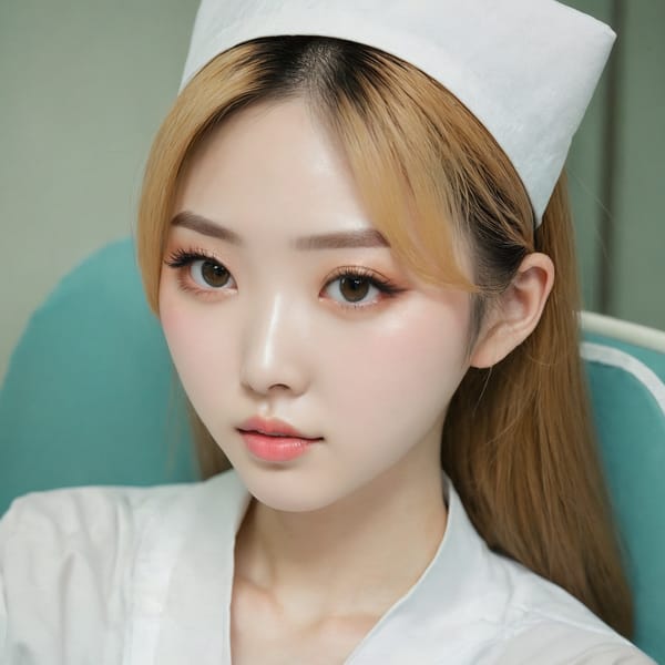 Tags: 21872187, SDXL
{"3": {"inputs": {"seed": 336722216965554, "steps": 32, "cfg": 5.03, "sampler_name": "dpmpp_2m", "scheduler": "karras", "denoise": 1.0, "model": ["27", 0], "positive": ["6", 0], "negative": ["7", 0], "latent_image": ["5", 0]}, "class_type": "KSampler"}, "4": {"inputs": {"ckpt_name": "juggernautxl.safetensors"}, "class_type": "CheckpointLoaderSimple"}, "5": {"inputs": {"width": 1024, "height": 1024, "batch_size": 1}, "class_type": "EmptyLatentImage"}, "6": {"inputs": {"text": "19 year old girl, (japanese:1.09), (chinese:1.06), (temptress:0.95), (pale skin:1.11), (sexy lips:1.11), (seductive pose:0.95), (seductive facial expression:1.03), (idol:1.04), (beautiful eyes:1.13), (eyelashes:0.95), (slim:1.14), (double eyelids:1.11), (detailed face:1.12), (cute:1.06), (in a seductive pose:1.08), (large perky breasts:1.07), (cleavage:0.95), (thigh gap:1.09), (nurse in uniform:0.98) working in a hospital ward, (skin fuzz:1.09), (soft lighting:1.00), (film:1.04), (candid cinema:1.03), (natural looking skin:1.09), (RAW:1.08), (detailed skin:1.05), (portra:1.01), (textured skin:1.03)", "clip": ["27", 1]}, "class_type": "CLIPTextEncode"}, "7": {"inputs": {"text": "(low resolution:1.05), (twisted:1.14), (bad hands:1.05), (watermark:1.12), (worst quality:1.10), (distorted:1.14), (open mouth:1.08)", "clip": ["27", 1]}, "class_type": "CLIPTextEncode"}, "8": {"inputs": {"samples": ["3", 0], "vae": ["4", 2]}, "class_type": "VAEDecode"}, "25": {"inputs": {"lora_name": "nudify_xl.safetensors", "strength_model": 0.16, "strength_clip": 0.12, "model": ["4", 0], "clip": ["4", 1]}, "class_type": "LoraLoader"}, "26": {"inputs": {"lora_name": "shirtlift_SDXL_v2.safetensors", "strength_model": 0.02, "strength_clip": 0.16, "model": ["25", 0], "clip": ["25", 1]}, "class_type": "LoraLoader"}, "27": {"inputs": {"lora_name": "PerfectEyesXL.safetensors", "strength_model": 0.1, "strength_clip": 0.1, "model": ["26", 0], "clip": ["26", 1]}, "class_type": "LoraLoader"}, "30": {"inputs": {"model_name": "4x_NMKD-Superscale-SP_178000_G.pth"}, "class_type": "UpscaleModelLoader"}, "31": {"inputs": {"upscale_model": ["30", 0], "image": ["8", 0]}, "class_type": "ImageUpscaleWithModel"}, "32": {"inputs": {"upscale_method": "lanczos", "scale_by": 0.5, "image": ["31", 0]}, "class_type": "ImageScaleBy"}, "33": {"inputs": {"pixels": ["32", 0], "vae": ["4", 2]}, "class_type": "VAEEncode"}, "34": {"inputs": {"seed": 336722216965554, "steps": 32, "cfg": 5.03, "sampler_name": "dpmpp_2m", "scheduler": "karras", "denoise": 0.3, "model": ["27", 0], "positive": ["6", 0], "negative": ["7", 0], "latent_image": ["33", 0]}, "class_type": "KSampler"}, "36": {"inputs": {"samples": ["34", 0], "vae": ["4", 2]}, "class_type": "VAEDecode"}, "39": {"inputs": {"filename_prefix": "comfyapi-1717391196152", "images": ["36", 0]}, "class_type": "SaveImage"}}