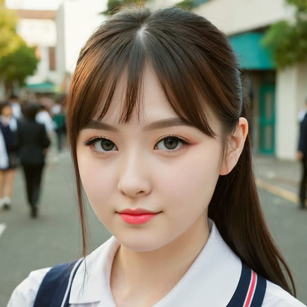 Tags: 21872187, SDXL
{"3": {"inputs": {"seed": 869005875635430, "steps": 64, "cfg": 6.52, "sampler_name": "dpmpp_2m", "scheduler": "karras", "denoise": 1.0, "model": ["27", 0], "positive": ["6", 0], "negative": ["7", 0], "latent_image": ["5", 0]}, "class_type": "KSampler"}, "4": {"inputs": {"ckpt_name": "juggernautXL_v8Rundiffusion.safetensors"}, "class_type": "CheckpointLoaderSimple"}, "5": {"inputs": {"width": 1024, "height": 1024, "batch_size": 1}, "class_type": "EmptyLatentImage"}, "6": {"inputs": {"text": "22 year old girl, (blush:0.97), (slim:1.04), (seductive pose:1.01), (seductive facial expression:1.00), (cute:1.06), (beautiful eyes:1.09), (double eyelids:1.09), (detailed face:0.95), (idol:1.09), (pale skin:1.08), (temptress:0.99), (eyelashes:0.96), (sexy lips:1.13), (in a seductive pose:1.02), (large perky breasts:1.12), (cleavage:1.14), (thigh gap:1.12), (school uniform:1.12), choker, busy street, (candid cinema:1.01), (RAW:1.04), (natural looking skin:1.05), (detailed skin:1.03), (skin fuzz:1.08), (soft lighting:1.04), (textured skin:1.02), (portra:1.08), (film:1.01)", "clip": ["27", 1]}, "class_type": "CLIPTextEncode"}, "7": {"inputs": {"text": "(distorted:1.12), (bad hands:1.10), (watermark:1.10), (twisted:1.07), (open mouth:1.11), (low resolution:1.09), (worst quality:1.08)", "clip": ["27", 1]}, "class_type": "CLIPTextEncode"}, "8": {"inputs": {"samples": ["3", 0], "vae": ["4", 2]}, "class_type": "VAEDecode"}, "25": {"inputs": {"lora_name": "nudify_xl.safetensors", "strength_model": 0.18, "strength_clip": 0.02, "model": ["4", 0], "clip": ["4", 1]}, "class_type": "LoraLoader"}, "26": {"inputs": {"lora_name": "shirtlift_SDXL_v2.safetensors", "strength_model": 0.19, "strength_clip": 0.19, "model": ["25", 0], "clip": ["25", 1]}, "class_type": "LoraLoader"}, "27": {"inputs": {"lora_name": "PerfectEyesXL.safetensors", "strength_model": 0.07, "strength_clip": 0.08, "model": ["26", 0], "clip": ["26", 1]}, "class_type": "LoraLoader"}, "30": {"inputs": {"model_name": "4x_NMKD-Superscale-SP_178000_G.pth"}, "class_type": "UpscaleModelLoader"}, "31": {"inputs": {"upscale_model": ["30", 0], "image": ["8", 0]}, "class_type": "ImageUpscaleWithModel"}, "32": {"inputs": {"upscale_method": "lanczos", "scale_by": 0.5, "image": ["31", 0]}, "class_type": "ImageScaleBy"}, "33": {"inputs": {"pixels": ["32", 0], "vae": ["4", 2]}, "class_type": "VAEEncode"}, "34": {"inputs": {"seed": 869005875635430, "steps": 64, "cfg": 6.52, "sampler_name": "dpmpp_2m", "scheduler": "karras", "denoise": 0.3, "model": ["27", 0], "positive": ["6", 0], "negative": ["7", 0], "latent_image": ["33", 0]}, "class_type": "KSampler"}, "36": {"inputs": {"samples": ["34", 0], "vae": ["4", 2]}, "class_type": "VAEDecode"}, "39": {"inputs": {"filename_prefix": "comfyapi-1707595661260", "images": ["36", 0]}, "class_type": "SaveImage"}}