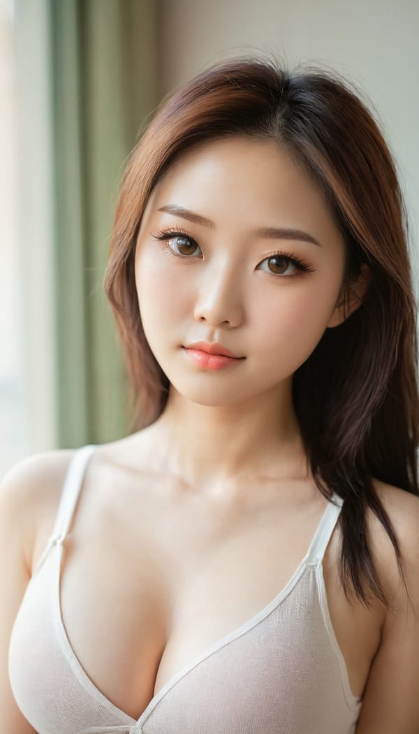 Tags: 21872187, SDXL
{"3": {"inputs": {"seed": 154902850188611, "steps": 64, "cfg": 5.39, "sampler_name": "dpmpp_2m", "scheduler": "karras", "denoise": 1.0, "model": ["27", 0], "positive": ["6", 0], "negative": ["7", 0], "latent_image": ["5", 0]}, "class_type": "KSampler"}, "4": {"inputs": {"ckpt_name": "juggernautxl.safetensors"}, "class_type": "CheckpointLoaderSimple"}, "5": {"inputs": {"width": 768, "height": 1344, "batch_size": 1}, "class_type": "EmptyLatentImage"}, "6": {"inputs": {"text": "28 year old girl, (chinese:0.96), (temptress:1.04), (eyelashes:1.09), (idol:1.10), (blush:1.04), (cute:1.09), (detailed face:0.96), (seductive facial expression:1.02), (double eyelids:0.95), (slim:1.01), (sexy lips:1.06), (beautiful eyes:0.98), (pale skin:0.96), (seductive pose:0.95), (in a seductive pose:1.04), (large perky breasts:1.03), (cleavage:1.10), (thigh gap:1.13), (white tanktop:0.97), busy street, (natural looking skin:1.07), (detailed skin:1.02), (skin fuzz:1.00), (RAW:1.00), (portra:1.08), (film:1.01), (candid cinema:1.09), (soft lighting:1.01), (textured skin:1.01)", "clip": ["27", 1]}, "class_type": "CLIPTextEncode"}, "7": {"inputs": {"text": "(open mouth:1.14), (worst quality:1.08), (distorted:1.13), (twisted:1.12), (low resolution:1.07), (watermark:1.07), (bad hands:1.08)", "clip": ["27", 1]}, "class_type": "CLIPTextEncode"}, "8": {"inputs": {"samples": ["3", 0], "vae": ["4", 2]}, "class_type": "VAEDecode"}, "25": {"inputs": {"lora_name": "nudify_xl.safetensors", "strength_model": 0.13, "strength_clip": 0.21, "model": ["4", 0], "clip": ["4", 1]}, "class_type": "LoraLoader"}, "26": {"inputs": {"lora_name": "shirtlift_SDXL_v2.safetensors", "strength_model": 0.0, "strength_clip": 0.13, "model": ["25", 0], "clip": ["25", 1]}, "class_type": "LoraLoader"}, "27": {"inputs": {"lora_name": "PerfectEyesXL.safetensors", "strength_model": 0.17, "strength_clip": 0.15, "model": ["26", 0], "clip": ["26", 1]}, "class_type": "LoraLoader"}, "30": {"inputs": {"model_name": "4x_NMKD-Superscale-SP_178000_G.pth"}, "class_type": "UpscaleModelLoader"}, "31": {"inputs": {"upscale_model": ["30", 0], "image": ["8", 0]}, "class_type": "ImageUpscaleWithModel"}, "32": {"inputs": {"upscale_method": "lanczos", "scale_by": 0.5, "image": ["31", 0]}, "class_type": "ImageScaleBy"}, "33": {"inputs": {"pixels": ["32", 0], "vae": ["4", 2]}, "class_type": "VAEEncode"}, "34": {"inputs": {"seed": 154902850188611, "steps": 64, "cfg": 5.39, "sampler_name": "dpmpp_2m", "scheduler": "karras", "denoise": 0.3, "model": ["27", 0], "positive": ["6", 0], "negative": ["7", 0], "latent_image": ["33", 0]}, "class_type": "KSampler"}, "36": {"inputs": {"samples": ["34", 0], "vae": ["4", 2]}, "class_type": "VAEDecode"}, "39": {"inputs": {"filename_prefix": "comfyapi-1735553236756", "images": ["36", 0]}, "class_type": "SaveImage"}}