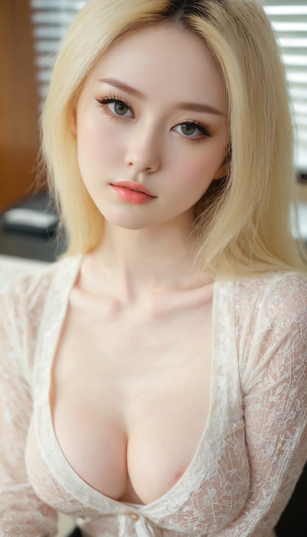 Tags: 21872187, SDXL
{"3": {"inputs": {"seed": 609289400639950, "steps": 32, "cfg": 5.91, "sampler_name": "dpmpp_2m", "scheduler": "karras", "denoise": 1.0, "model": ["27", 0], "positive": ["6", 0], "negative": ["7", 0], "latent_image": ["5", 0]}, "class_type": "KSampler"}, "4": {"inputs": {"ckpt_name": "juggernautxl.safetensors"}, "class_type": "CheckpointLoaderSimple"}, "5": {"inputs": {"width": 768, "height": 1344, "batch_size": 1}, "class_type": "EmptyLatentImage"}, "6": {"inputs": {"text": "25 year old girl, (seductive pose:0.96), (beautiful eyes:1.06), (pale skin:1.13), (slim:1.09), (sexy lips:0.98), (idol:1.09), (eyelashes:0.99), (temptress:1.11), (blush:0.98), (double eyelids:1.09), (detailed face:1.08), (seductive facial expression:1.12), (cute:1.10), (in a seductive pose:1.10), (large perky breasts:1.14), (cleavage:1.14), (thigh gap:0.96), (an office lady:1.13), (RAW:1.08), (detailed skin:1.00), (film:1.05), (portra:1.08), (skin fuzz:1.04), (textured skin:1.02), (natural looking skin:1.00), (soft lighting:1.00), (candid cinema:1.07)", "clip": ["27", 1]}, "class_type": "CLIPTextEncode"}, "7": {"inputs": {"text": "(twisted:1.13), (bad hands:1.11), (watermark:1.09), (distorted:1.11), (open mouth:1.05), (worst quality:1.08), (low resolution:1.11)", "clip": ["27", 1]}, "class_type": "CLIPTextEncode"}, "8": {"inputs": {"samples": ["3", 0], "vae": ["4", 2]}, "class_type": "VAEDecode"}, "25": {"inputs": {"lora_name": "nudify_xl.safetensors", "strength_model": 0.1, "strength_clip": 0.25, "model": ["4", 0], "clip": ["4", 1]}, "class_type": "LoraLoader"}, "26": {"inputs": {"lora_name": "shirtlift_SDXL_v2.safetensors", "strength_model": 0.0, "strength_clip": 0.12, "model": ["25", 0], "clip": ["25", 1]}, "class_type": "LoraLoader"}, "27": {"inputs": {"lora_name": "PerfectEyesXL.safetensors", "strength_model": 0.13, "strength_clip": 0.15, "model": ["26", 0], "clip": ["26", 1]}, "class_type": "LoraLoader"}, "30": {"inputs": {"model_name": "4x_NMKD-Superscale-SP_178000_G.pth"}, "class_type": "UpscaleModelLoader"}, "31": {"inputs": {"upscale_model": ["30", 0], "image": ["8", 0]}, "class_type": "ImageUpscaleWithModel"}, "32": {"inputs": {"upscale_method": "lanczos", "scale_by": 0.5, "image": ["31", 0]}, "class_type": "ImageScaleBy"}, "33": {"inputs": {"pixels": ["32", 0], "vae": ["4", 2]}, "class_type": "VAEEncode"}, "34": {"inputs": {"seed": 609289400639950, "steps": 32, "cfg": 5.91, "sampler_name": "dpmpp_2m", "scheduler": "karras", "denoise": 0.3, "model": ["27", 0], "positive": ["6", 0], "negative": ["7", 0], "latent_image": ["33", 0]}, "class_type": "KSampler"}, "36": {"inputs": {"samples": ["34", 0], "vae": ["4", 2]}, "class_type": "VAEDecode"}, "39": {"inputs": {"filename_prefix": "comfyapi-1724681466208", "images": ["36", 0]}, "class_type": "SaveImage"}}