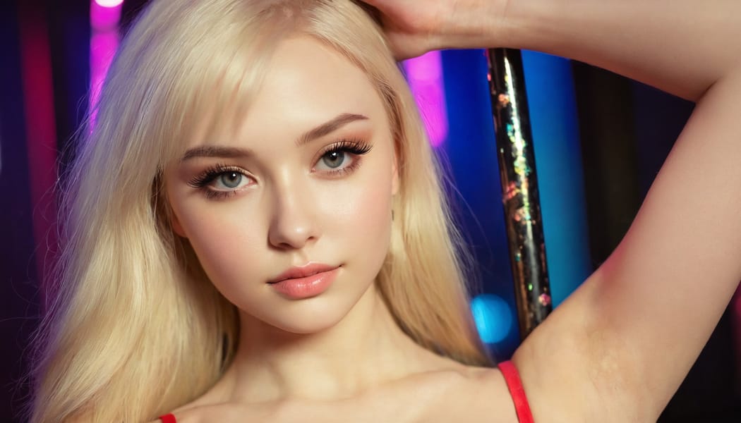 Tags: 21872187, SDXL
{"3": {"inputs": {"seed": 104946705676233, "steps": 64, "cfg": 5.45, "sampler_name": "dpmpp_2m", "scheduler": "karras", "denoise": 1.0, "model": ["27", 0], "positive": ["6", 0], "negative": ["7", 0], "latent_image": ["5", 0]}, "class_type": "KSampler"}, "4": {"inputs": {"ckpt_name": "juggernautxl.safetensors"}, "class_type": "CheckpointLoaderSimple"}, "5": {"inputs": {"width": 1344, "height": 768, "batch_size": 1}, "class_type": "EmptyLatentImage"}, "6": {"inputs": {"text": "22 year old girl, (russian:1.07), (idol:1.08), (seductive facial expression:1.00), (double eyelids:1.03), (cute:1.08), (temptress:0.99), (eyelashes:1.12), (pale skin:1.05), (sexy lips:1.08), (slim:1.06), (beautiful eyes:1.02), (blush:1.00), (detailed face:1.09), (in a seductive pose:1.01), (large perky breasts:0.98), (cleavage:1.02), (thigh gap:1.05), (a pole dancer:1.02) at a night club, (skin fuzz:1.07), (film:1.07), (natural looking skin:1.00), (candid cinema:1.01), (soft lighting:1.01), (textured skin:1.07), (detailed skin:1.09), (portra:1.00), (RAW:1.03)", "clip": ["27", 1]}, "class_type": "CLIPTextEncode"}, "7": {"inputs": {"text": "(bad hands:1.14), (open mouth:1.13), (low resolution:1.08), (twisted:1.08), (watermark:1.05), (distorted:1.05), (worst quality:1.07)", "clip": ["27", 1]}, "class_type": "CLIPTextEncode"}, "8": {"inputs": {"samples": ["3", 0], "vae": ["4", 2]}, "class_type": "VAEDecode"}, "25": {"inputs": {"lora_name": "nudify_xl.safetensors", "strength_model": 0.26, "strength_clip": 0.08, "model": ["4", 0], "clip": ["4", 1]}, "class_type": "LoraLoader"}, "26": {"inputs": {"lora_name": "shirtlift_SDXL_v2.safetensors", "strength_model": 0.07, "strength_clip": 0.02, "model": ["25", 0], "clip": ["25", 1]}, "class_type": "LoraLoader"}, "27": {"inputs": {"lora_name": "PerfectEyesXL.safetensors", "strength_model": 0.14, "strength_clip": 0.01, "model": ["26", 0], "clip": ["26", 1]}, "class_type": "LoraLoader"}, "30": {"inputs": {"model_name": "4x_NMKD-Superscale-SP_178000_G.pth"}, "class_type": "UpscaleModelLoader"}, "31": {"inputs": {"upscale_model": ["30", 0], "image": ["8", 0]}, "class_type": "ImageUpscaleWithModel"}, "32": {"inputs": {"upscale_method": "lanczos", "scale_by": 0.5, "image": ["31", 0]}, "class_type": "ImageScaleBy"}, "33": {"inputs": {"pixels": ["32", 0], "vae": ["4", 2]}, "class_type": "VAEEncode"}, "34": {"inputs": {"seed": 104946705676233, "steps": 64, "cfg": 5.45, "sampler_name": "dpmpp_2m", "scheduler": "karras", "denoise": 0.3, "model": ["27", 0], "positive": ["6", 0], "negative": ["7", 0], "latent_image": ["33", 0]}, "class_type": "KSampler"}, "36": {"inputs": {"samples": ["34", 0], "vae": ["4", 2]}, "class_type": "VAEDecode"}, "39": {"inputs": {"filename_prefix": "comfyapi-1731377592197", "images": ["36", 0]}, "class_type": "SaveImage"}}