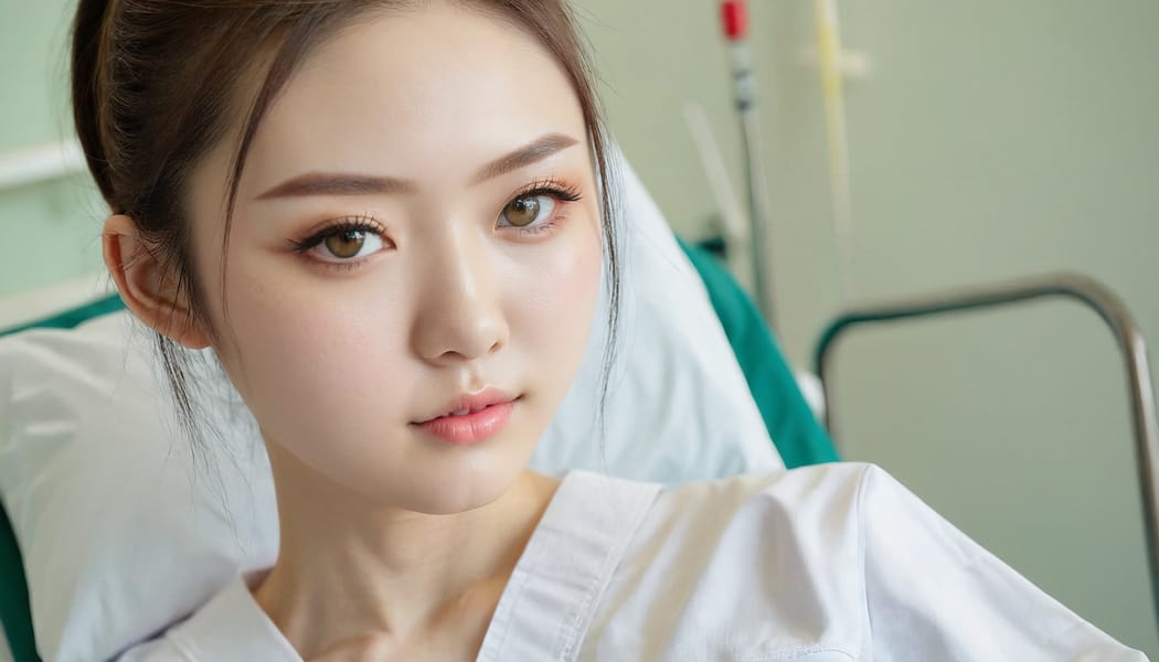 Tags: 21872187, SDXL
{"3": {"inputs": {"seed": 936094059395330, "steps": 32, "cfg": 7.99, "sampler_name": "dpmpp_2m", "scheduler": "karras", "denoise": 1.0, "model": ["27", 0], "positive": ["6", 0], "negative": ["7", 0], "latent_image": ["5", 0]}, "class_type": "KSampler"}, "4": {"inputs": {"ckpt_name": "juggernautxl.safetensors"}, "class_type": "CheckpointLoaderSimple"}, "5": {"inputs": {"width": 1344, "height": 768, "batch_size": 1}, "class_type": "EmptyLatentImage"}, "6": {"inputs": {"text": "18 year old girl, (japanese:1.13), (ukrainian:1.14), (slim:1.07), (seductive facial expression:1.11), (detailed face:0.95), (idol:1.04), (seductive pose:1.11), (cute:0.99), (pale skin:1.10), (double eyelids:1.03), (sexy lips:0.96), (beautiful eyes:1.11), (temptress:1.01), (blush:1.05), (perky ass:0.97), (exposed ass:1.05), (looking back:0.95), (sexy ass:0.99), (thigh gap:0.98), (nurse in uniform:0.96) working in a hospital ward, (portra:1.05), (skin fuzz:1.02), (natural looking skin:1.01), (soft lighting:1.03), (candid cinema:1.00), (detailed skin:1.03), (RAW:1.04), (film:1.08), (textured skin:1.01)", "clip": ["27", 1]}, "class_type": "CLIPTextEncode"}, "7": {"inputs": {"text": "(worst quality:1.09), (bad hands:1.08), (low resolution:1.07), (watermark:1.12), (twisted:1.07), (distorted:1.12), (open mouth:1.08)", "clip": ["27", 1]}, "class_type": "CLIPTextEncode"}, "8": {"inputs": {"samples": ["3", 0], "vae": ["4", 2]}, "class_type": "VAEDecode"}, "25": {"inputs": {"lora_name": "nudify_xl.safetensors", "strength_model": 0.09, "strength_clip": 0.23, "model": ["4", 0], "clip": ["4", 1]}, "class_type": "LoraLoader"}, "26": {"inputs": {"lora_name": "shirtlift_SDXL_v2.safetensors", "strength_model": 0.07, "strength_clip": 0.01, "model": ["25", 0], "clip": ["25", 1]}, "class_type": "LoraLoader"}, "27": {"inputs": {"lora_name": "PerfectEyesXL.safetensors", "strength_model": 0.15, "strength_clip": 0.11, "model": ["26", 0], "clip": ["26", 1]}, "class_type": "LoraLoader"}, "30": {"inputs": {"model_name": "4x_NMKD-Superscale-SP_178000_G.pth"}, "class_type": "UpscaleModelLoader"}, "31": {"inputs": {"upscale_model": ["30", 0], "image": ["8", 0]}, "class_type": "ImageUpscaleWithModel"}, "32": {"inputs": {"upscale_method": "lanczos", "scale_by": 0.5, "image": ["31", 0]}, "class_type": "ImageScaleBy"}, "33": {"inputs": {"pixels": ["32", 0], "vae": ["4", 2]}, "class_type": "VAEEncode"}, "34": {"inputs": {"seed": 936094059395330, "steps": 32, "cfg": 7.99, "sampler_name": "dpmpp_2m", "scheduler": "karras", "denoise": 0.3, "model": ["27", 0], "positive": ["6", 0], "negative": ["7", 0], "latent_image": ["33", 0]}, "class_type": "KSampler"}, "36": {"inputs": {"samples": ["34", 0], "vae": ["4", 2]}, "class_type": "VAEDecode"}, "39": {"inputs": {"filename_prefix": "comfyapi-1734865538020", "images": ["36", 0]}, "class_type": "SaveImage"}}