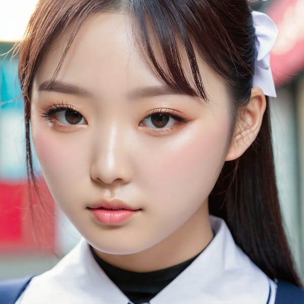 Tags: 21872187, SDXL
{"3": {"inputs": {"seed": 179300450237396, "steps": 64, "cfg": 7.04, "sampler_name": "dpmpp_2m", "scheduler": "karras", "denoise": 1.0, "model": ["27", 0], "positive": ["6", 0], "negative": ["7", 0], "latent_image": ["5", 0]}, "class_type": "KSampler"}, "4": {"inputs": {"ckpt_name": "juggernautxl.safetensors"}, "class_type": "CheckpointLoaderSimple"}, "5": {"inputs": {"width": 1024, "height": 1024, "batch_size": 1}, "class_type": "EmptyLatentImage"}, "6": {"inputs": {"text": "26 year old girl, (korean:1.04), (detailed face:1.13), (idol:0.95), (slim:0.96), (seductive facial expression:1.06), (blush:1.08), (seductive pose:1.03), (cute:1.13), (double eyelids:1.08), (sexy lips:1.04), (eyelashes:0.99), (pale skin:1.04), (in a seductive pose:0.96), (large perky breasts:0.96), (cleavage:1.04), (thigh gap:1.08), (school uniform:1.02), choker, busy street, (detailed skin:1.08), (film:1.07), (candid cinema:1.04), (soft lighting:1.03), (RAW:1.09), (textured skin:1.04), (skin fuzz:1.07), (natural looking skin:1.03), (portra:1.07)", "clip": ["27", 1]}, "class_type": "CLIPTextEncode"}, "7": {"inputs": {"text": "(watermark:1.13), (low resolution:1.08), (twisted:1.05), (worst quality:1.14), (bad hands:1.09), (open mouth:1.08), (distorted:1.10)", "clip": ["27", 1]}, "class_type": "CLIPTextEncode"}, "8": {"inputs": {"samples": ["3", 0], "vae": ["4", 2]}, "class_type": "VAEDecode"}, "25": {"inputs": {"lora_name": "nudify_xl.safetensors", "strength_model": 0.05, "strength_clip": 0.18, "model": ["4", 0], "clip": ["4", 1]}, "class_type": "LoraLoader"}, "26": {"inputs": {"lora_name": "shirtlift_SDXL_v2.safetensors", "strength_model": 0.13, "strength_clip": 0.12, "model": ["25", 0], "clip": ["25", 1]}, "class_type": "LoraLoader"}, "27": {"inputs": {"lora_name": "PerfectEyesXL.safetensors", "strength_model": 0.1, "strength_clip": 0.13, "model": ["26", 0], "clip": ["26", 1]}, "class_type": "LoraLoader"}, "30": {"inputs": {"model_name": "4x_NMKD-Superscale-SP_178000_G.pth"}, "class_type": "UpscaleModelLoader"}, "31": {"inputs": {"upscale_model": ["30", 0], "image": ["8", 0]}, "class_type": "ImageUpscaleWithModel"}, "32": {"inputs": {"upscale_method": "lanczos", "scale_by": 0.5, "image": ["31", 0]}, "class_type": "ImageScaleBy"}, "33": {"inputs": {"pixels": ["32", 0], "vae": ["4", 2]}, "class_type": "VAEEncode"}, "34": {"inputs": {"seed": 179300450237396, "steps": 64, "cfg": 7.04, "sampler_name": "dpmpp_2m", "scheduler": "karras", "denoise": 0.3, "model": ["27", 0], "positive": ["6", 0], "negative": ["7", 0], "latent_image": ["33", 0]}, "class_type": "KSampler"}, "36": {"inputs": {"samples": ["34", 0], "vae": ["4", 2]}, "class_type": "VAEDecode"}, "39": {"inputs": {"filename_prefix": "comfyapi-1714399367991", "images": ["36", 0]}, "class_type": "SaveImage"}}