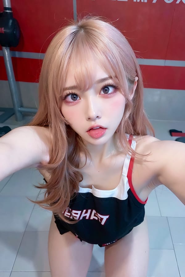 Tags: 21872187
<lora:JapaneseDollLikeness_v15:0.75>, <lora:taiwanDollLikeness_v20:0.33>, <lora:YaeMiko_Test:0.55>, (russian:1.08), (gym outfit:0.95), gym, <lora:ahegao-x-v4:0.50>, ahegao face, pleasure, extremely detailed eyes, extremely detailed face, (photorealistic:0.91), sexy lips, seductive smile, double eyelids, eyelashes, 4K, RAW, best quality, sharp, hyper realistic, (thigh gap:1.12), 1girl, solo, (stunningly attractive:1.08), (dramatic:1.12)
Negative prompt: sketches, paintings, anime, black and white, ugly, fat, (worst quality:1.96)
Steps: 32, Sampler: DPM++ 2M Karras, CFG scale: 5.4, Seed: 1317770343, Size: 512x768, Model hash: fc2511737a, Model: chilloutmix_NiPrunedFp32Fix, Seed resize from: -1x-1, Denoising strength: 0.45, Version: v1.2.1, Hires upscale: 2.0, Hires steps: 16, Hires upscaler: ESRGAN_4x
