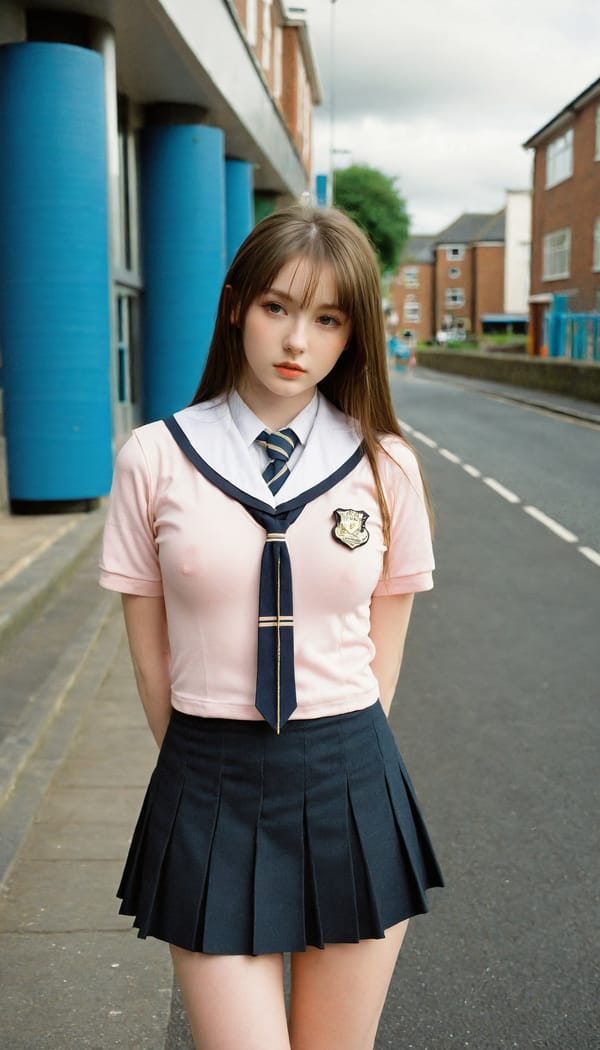 Tags: 21872187, SDXL
{"3": {"inputs": {"seed": 681452139851730, "steps": 32, "cfg": 7.66, "sampler_name": "dpmpp_2m", "scheduler": "karras", "denoise": 1.0, "model": ["27", 0], "positive": ["6", 0], "negative": ["7", 0], "latent_image": ["5", 0]}, "class_type": "KSampler"}, "4": {"inputs": {"ckpt_name": "leosamsHelloworldSDXL_helloworldSDXL32DPO.safetensors"}, "class_type": "CheckpointLoaderSimple"}, "5": {"inputs": {"width": 768, "height": 1344, "batch_size": 1}, "class_type": "EmptyLatentImage"}, "6": {"inputs": {"text": "20 year old girl, (irish:0.96), (seductive pose:1.12), (blush:1.03), (cute:1.09), (temptress:1.08), (slim:1.02), (idol:1.11), (sexy lips:1.04), (detailed face:0.97), (beautiful eyes:1.01), (seductive facial expression:1.02), (pale skin:1.03), (double eyelids:1.09), (in a seductive pose:1.08), (large perky breasts:1.07), (cleavage:1.06), (thigh gap:1.00), (school uniform:1.11), choker, busy street, (candid cinema:1.07), (portra:1.05), (soft lighting:1.00), (natural looking skin:1.03), (detailed skin:1.04), (film:1.05), (RAW:1.03), (skin fuzz:1.09), (textured skin:1.06)", "clip": ["27", 1]}, "class_type": "CLIPTextEncode"}, "7": {"inputs": {"text": "(twisted:1.05), (bad hands:1.05), (open mouth:1.08), (low resolution:1.06), (watermark:1.09), (worst quality:1.08), (distorted:1.10)", "clip": ["27", 1]}, "class_type": "CLIPTextEncode"}, "8": {"inputs": {"samples": ["3", 0], "vae": ["4", 2]}, "class_type": "VAEDecode"}, "25": {"inputs": {"lora_name": "nudify_xl.safetensors", "strength_model": 0.15, "strength_clip": 0.04, "model": ["4", 0], "clip": ["4", 1]}, "class_type": "LoraLoader"}, "26": {"inputs": {"lora_name": "shirtlift_SDXL_v2.safetensors", "strength_model": 0.15, "strength_clip": 0.11, "model": ["25", 0], "clip": ["25", 1]}, "class_type": "LoraLoader"}, "27": {"inputs": {"lora_name": "PerfectEyesXL.safetensors", "strength_model": 0.14, "strength_clip": 0.09, "model": ["26", 0], "clip": ["26", 1]}, "class_type": "LoraLoader"}, "30": {"inputs": {"model_name": "4x_NMKD-Superscale-SP_178000_G.pth"}, "class_type": "UpscaleModelLoader"}, "31": {"inputs": {"upscale_model": ["30", 0], "image": ["8", 0]}, "class_type": "ImageUpscaleWithModel"}, "32": {"inputs": {"upscale_method": "lanczos", "scale_by": 0.5, "image": ["31", 0]}, "class_type": "ImageScaleBy"}, "33": {"inputs": {"pixels": ["32", 0], "vae": ["4", 2]}, "class_type": "VAEEncode"}, "34": {"inputs": {"seed": 681452139851730, "steps": 32, "cfg": 7.66, "sampler_name": "dpmpp_2m", "scheduler": "karras", "denoise": 0.3, "model": ["27", 0], "positive": ["6", 0], "negative": ["7", 0], "latent_image": ["33", 0]}, "class_type": "KSampler"}, "36": {"inputs": {"samples": ["34", 0], "vae": ["4", 2]}, "class_type": "VAEDecode"}, "39": {"inputs": {"filename_prefix": "comfyapi-1708159690426", "images": ["36", 0]}, "class_type": "SaveImage"}}