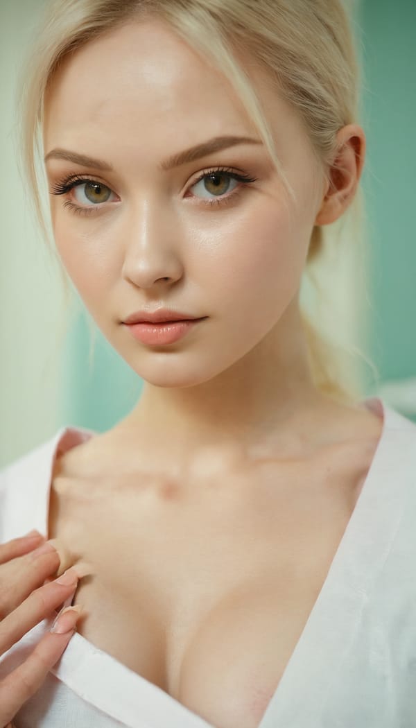 Tags: 21872187, SDXL
{"3": {"inputs": {"seed": 965427168245116, "steps": 32, "cfg": 5.71, "sampler_name": "dpmpp_2m", "scheduler": "karras", "denoise": 1.0, "model": ["27", 0], "positive": ["6", 0], "negative": ["7", 0], "latent_image": ["5", 0]}, "class_type": "KSampler"}, "4": {"inputs": {"ckpt_name": "juggernautxl.safetensors"}, "class_type": "CheckpointLoaderSimple"}, "5": {"inputs": {"width": 768, "height": 1344, "batch_size": 1}, "class_type": "EmptyLatentImage"}, "6": {"inputs": {"text": "28 year old girl, (ukrainian:0.99), (sexy lips:1.03), (slim:1.02), (temptress:0.95), (seductive facial expression:1.06), (beautiful eyes:1.00), (pale skin:0.98), (blush:1.05), (seductive pose:1.04), (double eyelids:0.99), (eyelashes:1.06), (detailed face:0.96), (idol:1.07), (on all fours:0.99), (spreading ass cheeks:1.13), (from behind:1.00), (backboob:1.03), (nurse in uniform:1.07) working in a hospital ward, (natural looking skin:1.07), (candid cinema:1.02), (skin fuzz:1.01), (textured skin:1.02), (film:1.01), (soft lighting:1.06), (portra:1.08), (detailed skin:1.07), (RAW:1.04)", "clip": ["27", 1]}, "class_type": "CLIPTextEncode"}, "7": {"inputs": {"text": "(watermark:1.12), (worst quality:1.06), (bad hands:1.12), (low resolution:1.08), (distorted:1.05), (twisted:1.10), (open mouth:1.07)", "clip": ["27", 1]}, "class_type": "CLIPTextEncode"}, "8": {"inputs": {"samples": ["3", 0], "vae": ["4", 2]}, "class_type": "VAEDecode"}, "25": {"inputs": {"lora_name": "nudify_xl.safetensors", "strength_model": 0.19, "strength_clip": 0.21, "model": ["4", 0], "clip": ["4", 1]}, "class_type": "LoraLoader"}, "26": {"inputs": {"lora_name": "shirtlift_SDXL_v2.safetensors", "strength_model": 0.17, "strength_clip": 0.02, "model": ["25", 0], "clip": ["25", 1]}, "class_type": "LoraLoader"}, "27": {"inputs": {"lora_name": "PerfectEyesXL.safetensors", "strength_model": 0.12, "strength_clip": 0.02, "model": ["26", 0], "clip": ["26", 1]}, "class_type": "LoraLoader"}, "30": {"inputs": {"model_name": "4x_NMKD-Superscale-SP_178000_G.pth"}, "class_type": "UpscaleModelLoader"}, "31": {"inputs": {"upscale_model": ["30", 0], "image": ["8", 0]}, "class_type": "ImageUpscaleWithModel"}, "32": {"inputs": {"upscale_method": "lanczos", "scale_by": 0.5, "image": ["31", 0]}, "class_type": "ImageScaleBy"}, "33": {"inputs": {"pixels": ["32", 0], "vae": ["4", 2]}, "class_type": "VAEEncode"}, "34": {"inputs": {"seed": 965427168245116, "steps": 32, "cfg": 5.71, "sampler_name": "dpmpp_2m", "scheduler": "karras", "denoise": 0.3, "model": ["27", 0], "positive": ["6", 0], "negative": ["7", 0], "latent_image": ["33", 0]}, "class_type": "KSampler"}, "36": {"inputs": {"samples": ["34", 0], "vae": ["4", 2]}, "class_type": "VAEDecode"}, "39": {"inputs": {"filename_prefix": "comfyapi-1734876689060", "images": ["36", 0]}, "class_type": "SaveImage"}}