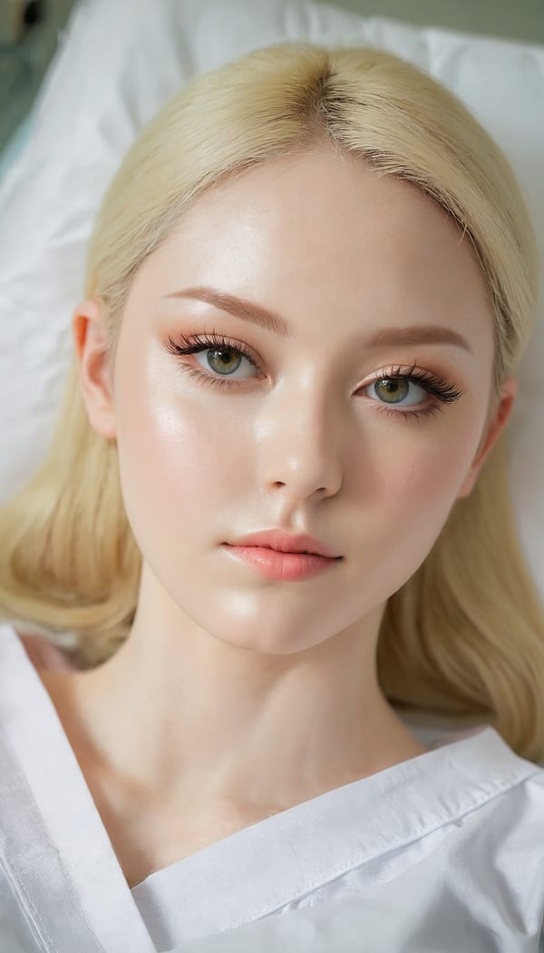 Tags: 21872187, SDXL
{"3": {"inputs": {"seed": 599261953555922, "steps": 32, "cfg": 6.43, "sampler_name": "dpmpp_2m", "scheduler": "karras", "denoise": 1.0, "model": ["27", 0], "positive": ["6", 0], "negative": ["7", 0], "latent_image": ["5", 0]}, "class_type": "KSampler"}, "4": {"inputs": {"ckpt_name": "juggernautxl.safetensors"}, "class_type": "CheckpointLoaderSimple"}, "5": {"inputs": {"width": 768, "height": 1344, "batch_size": 1}, "class_type": "EmptyLatentImage"}, "6": {"inputs": {"text": "23 year old girl, (seductive pose:1.13), (idol:0.95), (eyelashes:1.11), (pale skin:1.05), (temptress:1.13), (beautiful eyes:1.01), (seductive facial expression:1.12), (slim:0.99), (blush:1.02), (double eyelids:1.03), (cute:0.97), (detailed face:1.14), (perky ass:1.01), (exposed ass:0.97), (looking back:1.13), (sexy ass:1.11), (thigh gap:1.00), (nurse in uniform:1.00) working in a hospital ward, (detailed skin:1.07), (RAW:1.06), (candid cinema:1.01), (soft lighting:1.02), (natural looking skin:1.06), (skin fuzz:1.00), (textured skin:1.06), (portra:1.00)", "clip": ["27", 1]}, "class_type": "CLIPTextEncode"}, "7": {"inputs": {"text": "(open mouth:1.12), (watermark:1.12), (worst quality:1.12), (low resolution:1.10), (distorted:1.10), (bad hands:1.09), (twisted:1.07)", "clip": ["27", 1]}, "class_type": "CLIPTextEncode"}, "8": {"inputs": {"samples": ["3", 0], "vae": ["4", 2]}, "class_type": "VAEDecode"}, "25": {"inputs": {"lora_name": "nudify_xl.safetensors", "strength_model": 0.24, "strength_clip": 0.16, "model": ["4", 0], "clip": ["4", 1]}, "class_type": "LoraLoader"}, "26": {"inputs": {"lora_name": "shirtlift_SDXL_v2.safetensors", "strength_model": 0.01, "strength_clip": 0.01, "model": ["25", 0], "clip": ["25", 1]}, "class_type": "LoraLoader"}, "27": {"inputs": {"lora_name": "PerfectEyesXL.safetensors", "strength_model": 0.1, "strength_clip": 0.12, "model": ["26", 0], "clip": ["26", 1]}, "class_type": "LoraLoader"}, "30": {"inputs": {"model_name": "4x_NMKD-Superscale-SP_178000_G.pth"}, "class_type": "UpscaleModelLoader"}, "31": {"inputs": {"upscale_model": ["30", 0], "image": ["8", 0]}, "class_type": "ImageUpscaleWithModel"}, "32": {"inputs": {"upscale_method": "lanczos", "scale_by": 0.5, "image": ["31", 0]}, "class_type": "ImageScaleBy"}, "33": {"inputs": {"pixels": ["32", 0], "vae": ["4", 2]}, "class_type": "VAEEncode"}, "34": {"inputs": {"seed": 599261953555922, "steps": 32, "cfg": 6.43, "sampler_name": "dpmpp_2m", "scheduler": "karras", "denoise": 0.3, "model": ["27", 0], "positive": ["6", 0], "negative": ["7", 0], "latent_image": ["33", 0]}, "class_type": "KSampler"}, "36": {"inputs": {"samples": ["34", 0], "vae": ["4", 2]}, "class_type": "VAEDecode"}, "39": {"inputs": {"filename_prefix": "comfyapi-1724545004725", "images": ["36", 0]}, "class_type": "SaveImage"}}