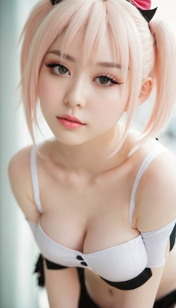 Tags: 21872187, SDXL
{"3": {"inputs": {"seed": 560618495722562, "steps": 64, "cfg": 5.21, "sampler_name": "dpmpp_2m", "scheduler": "karras", "denoise": 1.0, "model": ["27", 0], "positive": ["6", 0], "negative": ["7", 0], "latent_image": ["5", 0]}, "class_type": "KSampler"}, "4": {"inputs": {"ckpt_name": "juggernautxl.safetensors"}, "class_type": "CheckpointLoaderSimple"}, "5": {"inputs": {"width": 768, "height": 1344, "batch_size": 1}, "class_type": "EmptyLatentImage"}, "6": {"inputs": {"text": "23 year old girl, (pale skin:1.14), (seductive facial expression:1.07), (idol:1.06), (double eyelids:0.96), (temptress:1.02), (blush:1.11), (beautiful eyes:1.10), (seductive pose:1.02), (cute:1.11), (slim:1.09), (eyelashes:1.13), (sexy lips:1.14), (perky ass:1.00), (exposed ass:1.08), (looking back:1.04), (sexy ass:0.99), (thigh gap:0.97), (in a cosplay:1.13) at comiket posing for camera, (soft lighting:1.07), (skin fuzz:1.03), (textured skin:1.07), (portra:1.02), (detailed skin:1.05), (natural looking skin:1.06), (RAW:1.02), (candid cinema:1.03), (film:1.02)", "clip": ["27", 1]}, "class_type": "CLIPTextEncode"}, "7": {"inputs": {"text": "(low resolution:1.07), (open mouth:1.10), (twisted:1.13), (watermark:1.06), (distorted:1.13), (bad hands:1.13), (worst quality:1.06)", "clip": ["27", 1]}, "class_type": "CLIPTextEncode"}, "8": {"inputs": {"samples": ["3", 0], "vae": ["4", 2]}, "class_type": "VAEDecode"}, "25": {"inputs": {"lora_name": "nudify_xl.safetensors", "strength_model": 0.36, "strength_clip": 0.08, "model": ["4", 0], "clip": ["4", 1]}, "class_type": "LoraLoader"}, "26": {"inputs": {"lora_name": "shirtlift_SDXL_v2.safetensors", "strength_model": 0.05, "strength_clip": 0.06, "model": ["25", 0], "clip": ["25", 1]}, "class_type": "LoraLoader"}, "27": {"inputs": {"lora_name": "PerfectEyesXL.safetensors", "strength_model": 0.01, "strength_clip": 0.16, "model": ["26", 0], "clip": ["26", 1]}, "class_type": "LoraLoader"}, "30": {"inputs": {"model_name": "4x_NMKD-Superscale-SP_178000_G.pth"}, "class_type": "UpscaleModelLoader"}, "31": {"inputs": {"upscale_model": ["30", 0], "image": ["8", 0]}, "class_type": "ImageUpscaleWithModel"}, "32": {"inputs": {"upscale_method": "lanczos", "scale_by": 0.5, "image": ["31", 0]}, "class_type": "ImageScaleBy"}, "33": {"inputs": {"pixels": ["32", 0], "vae": ["4", 2]}, "class_type": "VAEEncode"}, "34": {"inputs": {"seed": 560618495722562, "steps": 64, "cfg": 5.21, "sampler_name": "dpmpp_2m", "scheduler": "karras", "denoise": 0.3, "model": ["27", 0], "positive": ["6", 0], "negative": ["7", 0], "latent_image": ["33", 0]}, "class_type": "KSampler"}, "36": {"inputs": {"samples": ["34", 0], "vae": ["4", 2]}, "class_type": "VAEDecode"}, "39": {"inputs": {"filename_prefix": "comfyapi-1718373955599", "images": ["36", 0]}, "class_type": "SaveImage"}}