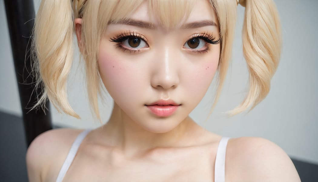 Tags: 21872187, SDXL
{"3": {"inputs": {"seed": 145857148989165, "steps": 32, "cfg": 6.65, "sampler_name": "dpmpp_2m", "scheduler": "karras", "denoise": 1.0, "model": ["27", 0], "positive": ["6", 0], "negative": ["7", 0], "latent_image": ["5", 0]}, "class_type": "KSampler"}, "4": {"inputs": {"ckpt_name": "juggernautxl.safetensors"}, "class_type": "CheckpointLoaderSimple"}, "5": {"inputs": {"width": 1344, "height": 768, "batch_size": 1}, "class_type": "EmptyLatentImage"}, "6": {"inputs": {"text": "20 year old girl, (irish:0.96), (korean:0.98), (sexy lips:0.99), (seductive facial expression:1.03), (beautiful eyes:1.04), (seductive pose:1.01), (eyelashes:1.11), (pale skin:1.11), (idol:0.98), (blush:1.10), (cute:0.96), (detailed face:1.12), (double eyelids:1.10), (slim:1.11), (temptress:1.06), (perky ass:1.13), (exposed ass:1.13), (looking back:0.97), (sexy ass:1.08), (thigh gap:0.96), (in a cosplay:1.04) at comiket posing for camera, (soft lighting:1.06), (candid cinema:1.09), (portra:1.03), (natural looking skin:1.06), (film:1.08), (RAW:1.02), (detailed skin:1.09), (skin fuzz:1.08), (textured skin:1.03)", "clip": ["27", 1]}, "class_type": "CLIPTextEncode"}, "7": {"inputs": {"text": "(low resolution:1.12), (bad hands:1.10), (watermark:1.10), (worst quality:1.11), (twisted:1.06), (distorted:1.06), (open mouth:1.09)", "clip": ["27", 1]}, "class_type": "CLIPTextEncode"}, "8": {"inputs": {"samples": ["3", 0], "vae": ["4", 2]}, "class_type": "VAEDecode"}, "25": {"inputs": {"lora_name": "nudify_xl.safetensors", "strength_model": 0.1, "strength_clip": 0.37, "model": ["4", 0], "clip": ["4", 1]}, "class_type": "LoraLoader"}, "26": {"inputs": {"lora_name": "shirtlift_SDXL_v2.safetensors", "strength_model": 0.03, "strength_clip": 0.07, "model": ["25", 0], "clip": ["25", 1]}, "class_type": "LoraLoader"}, "27": {"inputs": {"lora_name": "PerfectEyesXL.safetensors", "strength_model": 0.12, "strength_clip": 0.16, "model": ["26", 0], "clip": ["26", 1]}, "class_type": "LoraLoader"}, "30": {"inputs": {"model_name": "4x_NMKD-Superscale-SP_178000_G.pth"}, "class_type": "UpscaleModelLoader"}, "31": {"inputs": {"upscale_model": ["30", 0], "image": ["8", 0]}, "class_type": "ImageUpscaleWithModel"}, "32": {"inputs": {"upscale_method": "lanczos", "scale_by": 0.5, "image": ["31", 0]}, "class_type": "ImageScaleBy"}, "33": {"inputs": {"pixels": ["32", 0], "vae": ["4", 2]}, "class_type": "VAEEncode"}, "34": {"inputs": {"seed": 145857148989165, "steps": 32, "cfg": 6.65, "sampler_name": "dpmpp_2m", "scheduler": "karras", "denoise": 0.3, "model": ["27", 0], "positive": ["6", 0], "negative": ["7", 0], "latent_image": ["33", 0]}, "class_type": "KSampler"}, "36": {"inputs": {"samples": ["34", 0], "vae": ["4", 2]}, "class_type": "VAEDecode"}, "39": {"inputs": {"filename_prefix": "comfyapi-1732882621936", "images": ["36", 0]}, "class_type": "SaveImage"}}