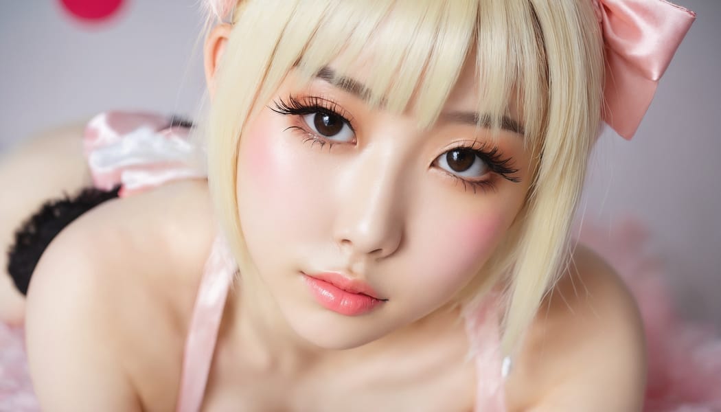 Tags: 21872187, SDXL
{"3": {"inputs": {"seed": 280211828008809, "steps": 32, "cfg": 5.23, "sampler_name": "dpmpp_2m", "scheduler": "karras", "denoise": 1.0, "model": ["27", 0], "positive": ["6", 0], "negative": ["7", 0], "latent_image": ["5", 0]}, "class_type": "KSampler"}, "4": {"inputs": {"ckpt_name": "juggernautxl.safetensors"}, "class_type": "CheckpointLoaderSimple"}, "5": {"inputs": {"width": 1344, "height": 768, "batch_size": 1}, "class_type": "EmptyLatentImage"}, "6": {"inputs": {"text": "22 year old girl, (chinese:0.96), (eyelashes:1.10), (blush:1.10), (slim:0.98), (double eyelids:0.95), (cute:1.01), (beautiful eyes:1.01), (sexy lips:0.99), (pale skin:1.09), (detailed face:0.95), (seductive pose:1.14), (temptress:1.06), (seductive facial expression:1.05), (idol:1.09), (in a seductive pose:1.04), (large perky breasts:0.97), (cleavage:1.02), (thigh gap:1.00), (in a cosplay:1.08) at comiket posing for camera, (soft lighting:1.09), (natural looking skin:1.06), (portra:1.07), (film:1.03), (RAW:1.06), (textured skin:1.03), (skin fuzz:1.07), (detailed skin:1.04), (candid cinema:1.04)", "clip": ["27", 1]}, "class_type": "CLIPTextEncode"}, "7": {"inputs": {"text": "(low resolution:1.13), (twisted:1.12), (distorted:1.13), (open mouth:1.08), (watermark:1.13), (bad hands:1.14), (worst quality:1.14)", "clip": ["27", 1]}, "class_type": "CLIPTextEncode"}, "8": {"inputs": {"samples": ["3", 0], "vae": ["4", 2]}, "class_type": "VAEDecode"}, "25": {"inputs": {"lora_name": "nudify_xl.safetensors", "strength_model": 0.17, "strength_clip": 0.11, "model": ["4", 0], "clip": ["4", 1]}, "class_type": "LoraLoader"}, "26": {"inputs": {"lora_name": "shirtlift_SDXL_v2.safetensors", "strength_model": 0.16, "strength_clip": 0.0, "model": ["25", 0], "clip": ["25", 1]}, "class_type": "LoraLoader"}, "27": {"inputs": {"lora_name": "PerfectEyesXL.safetensors", "strength_model": 0.17, "strength_clip": 0.01, "model": ["26", 0], "clip": ["26", 1]}, "class_type": "LoraLoader"}, "30": {"inputs": {"model_name": "4x_NMKD-Superscale-SP_178000_G.pth"}, "class_type": "UpscaleModelLoader"}, "31": {"inputs": {"upscale_model": ["30", 0], "image": ["8", 0]}, "class_type": "ImageUpscaleWithModel"}, "32": {"inputs": {"upscale_method": "lanczos", "scale_by": 0.5, "image": ["31", 0]}, "class_type": "ImageScaleBy"}, "33": {"inputs": {"pixels": ["32", 0], "vae": ["4", 2]}, "class_type": "VAEEncode"}, "34": {"inputs": {"seed": 280211828008809, "steps": 32, "cfg": 5.23, "sampler_name": "dpmpp_2m", "scheduler": "karras", "denoise": 0.3, "model": ["27", 0], "positive": ["6", 0], "negative": ["7", 0], "latent_image": ["33", 0]}, "class_type": "KSampler"}, "36": {"inputs": {"samples": ["34", 0], "vae": ["4", 2]}, "class_type": "VAEDecode"}, "39": {"inputs": {"filename_prefix": "comfyapi-1725402302321", "images": ["36", 0]}, "class_type": "SaveImage"}}