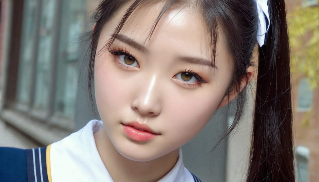 Tags: 21872187, SDXL
{"3": {"inputs": {"seed": 124746238077425, "steps": 64, "cfg": 6.37, "sampler_name": "dpmpp_2m", "scheduler": "karras", "denoise": 1.0, "model": ["27", 0], "positive": ["6", 0], "negative": ["7", 0], "latent_image": ["5", 0]}, "class_type": "KSampler"}, "4": {"inputs": {"ckpt_name": "juggernautxl.safetensors"}, "class_type": "CheckpointLoaderSimple"}, "5": {"inputs": {"width": 1344, "height": 768, "batch_size": 1}, "class_type": "EmptyLatentImage"}, "6": {"inputs": {"text": "22 year old girl, (chinese:0.97), (ukrainian:1.12), (seductive pose:1.02), (seductive facial expression:1.11), (slim:0.98), (eyelashes:1.05), (pale skin:0.99), (idol:1.06), (cute:1.06), (temptress:1.07), (beautiful eyes:1.11), (double eyelids:0.95), (detailed face:0.99), (sexy lips:1.12), (in a seductive pose:1.11), (large perky breasts:1.11), (cleavage:1.08), (thigh gap:1.03), (school uniform:1.13), choker, busy street, (RAW:1.06), (candid cinema:1.01), (portra:1.07), (natural looking skin:1.03), (film:1.06), (soft lighting:1.00), (textured skin:1.00), (detailed skin:1.09), (skin fuzz:1.08)", "clip": ["27", 1]}, "class_type": "CLIPTextEncode"}, "7": {"inputs": {"text": "(low resolution:1.09), (bad hands:1.12), (worst quality:1.09), (distorted:1.13), (twisted:1.05), (open mouth:1.07)", "clip": ["27", 1]}, "class_type": "CLIPTextEncode"}, "8": {"inputs": {"samples": ["3", 0], "vae": ["4", 2]}, "class_type": "VAEDecode"}, "25": {"inputs": {"lora_name": "nudify_xl.safetensors", "strength_model": 0.07, "strength_clip": 0.38, "model": ["4", 0], "clip": ["4", 1]}, "class_type": "LoraLoader"}, "26": {"inputs": {"lora_name": "shirtlift_SDXL_v2.safetensors", "strength_model": 0.17, "strength_clip": 0.19, "model": ["25", 0], "clip": ["25", 1]}, "class_type": "LoraLoader"}, "27": {"inputs": {"lora_name": "PerfectEyesXL.safetensors", "strength_model": 0.06, "strength_clip": 0.08, "model": ["26", 0], "clip": ["26", 1]}, "class_type": "LoraLoader"}, "30": {"inputs": {"model_name": "4x_NMKD-Superscale-SP_178000_G.pth"}, "class_type": "UpscaleModelLoader"}, "31": {"inputs": {"upscale_model": ["30", 0], "image": ["8", 0]}, "class_type": "ImageUpscaleWithModel"}, "32": {"inputs": {"upscale_method": "lanczos", "scale_by": 0.5, "image": ["31", 0]}, "class_type": "ImageScaleBy"}, "33": {"inputs": {"pixels": ["32", 0], "vae": ["4", 2]}, "class_type": "VAEEncode"}, "34": {"inputs": {"seed": 124746238077425, "steps": 64, "cfg": 6.37, "sampler_name": "dpmpp_2m", "scheduler": "karras", "denoise": 0.3, "model": ["27", 0], "positive": ["6", 0], "negative": ["7", 0], "latent_image": ["33", 0]}, "class_type": "KSampler"}, "36": {"inputs": {"samples": ["34", 0], "vae": ["4", 2]}, "class_type": "VAEDecode"}, "39": {"inputs": {"filename_prefix": "comfyapi-1734624263355", "images": ["36", 0]}, "class_type": "SaveImage"}}