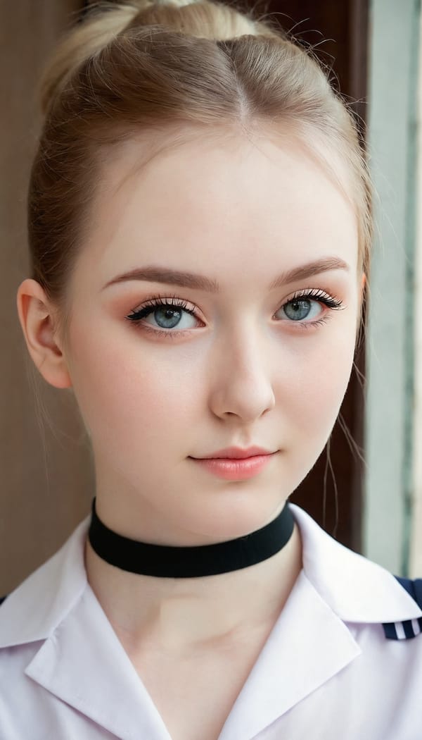 Tags: 21872187, SDXL
{"3": {"inputs": {"seed": 234879297811780, "steps": 64, "cfg": 6.7, "sampler_name": "dpmpp_2m", "scheduler": "karras", "denoise": 1.0, "model": ["27", 0], "positive": ["6", 0], "negative": ["7", 0], "latent_image": ["5", 0]}, "class_type": "KSampler"}, "4": {"inputs": {"ckpt_name": "juggernautXL_v8Rundiffusion.safetensors"}, "class_type": "CheckpointLoaderSimple"}, "5": {"inputs": {"width": 768, "height": 1344, "batch_size": 1}, "class_type": "EmptyLatentImage"}, "6": {"inputs": {"text": "22 year old girl, (russian:0.96), (cute:0.96), (pale skin:1.08), (blush:1.05), (seductive facial expression:1.08), (beautiful eyes:1.05), (slim:1.03), (seductive pose:1.08), (sexy lips:0.99), (double eyelids:1.05), (detailed face:0.95), (eyelashes:1.00), (idol:1.07), (temptress:0.98), (in a seductive pose:1.10), (large perky breasts:1.01), (cleavage:1.13), (thigh gap:0.97), (school uniform:1.06), choker, busy street, (portra:1.00), (detailed skin:1.01), (RAW:1.06), (skin fuzz:1.09), (film:1.00), (natural looking skin:1.03), (soft lighting:1.08), (textured skin:1.01), (candid cinema:1.07)", "clip": ["27", 1]}, "class_type": "CLIPTextEncode"}, "7": {"inputs": {"text": "(distorted:1.10), (low resolution:1.11), (worst quality:1.07), (watermark:1.12), (twisted:1.09), (open mouth:1.08)", "clip": ["27", 1]}, "class_type": "CLIPTextEncode"}, "8": {"inputs": {"samples": ["3", 0], "vae": ["4", 2]}, "class_type": "VAEDecode"}, "25": {"inputs": {"lora_name": "nudify_xl.safetensors", "strength_model": 0.3, "strength_clip": 0.32, "model": ["4", 0], "clip": ["4", 1]}, "class_type": "LoraLoader"}, "26": {"inputs": {"lora_name": "shirtlift_SDXL_v2.safetensors", "strength_model": 0.17, "strength_clip": 0.19, "model": ["25", 0], "clip": ["25", 1]}, "class_type": "LoraLoader"}, "27": {"inputs": {"lora_name": "PerfectEyesXL.safetensors", "strength_model": 0.07, "strength_clip": 0.0, "model": ["26", 0], "clip": ["26", 1]}, "class_type": "LoraLoader"}, "30": {"inputs": {"model_name": "4x_NMKD-Superscale-SP_178000_G.pth"}, "class_type": "UpscaleModelLoader"}, "31": {"inputs": {"upscale_model": ["30", 0], "image": ["8", 0]}, "class_type": "ImageUpscaleWithModel"}, "32": {"inputs": {"upscale_method": "lanczos", "scale_by": 0.5, "image": ["31", 0]}, "class_type": "ImageScaleBy"}, "33": {"inputs": {"pixels": ["32", 0], "vae": ["4", 2]}, "class_type": "VAEEncode"}, "34": {"inputs": {"seed": 234879297811780, "steps": 64, "cfg": 6.7, "sampler_name": "dpmpp_2m", "scheduler": "karras", "denoise": 0.3, "model": ["27", 0], "positive": ["6", 0], "negative": ["7", 0], "latent_image": ["33", 0]}, "class_type": "KSampler"}, "36": {"inputs": {"samples": ["34", 0], "vae": ["4", 2]}, "class_type": "VAEDecode"}, "39": {"inputs": {"filename_prefix": "comfyapi-1707930970799", "images": ["36", 0]}, "class_type": "SaveImage"}}