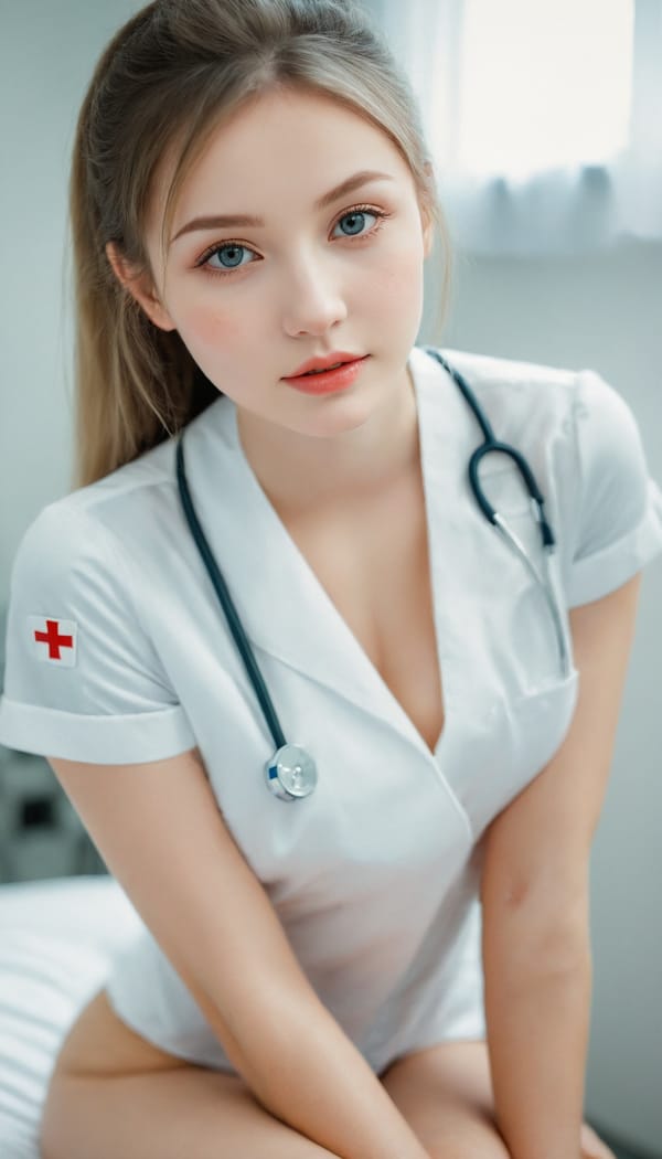 Tags: 21872187, SDXL
{"3": {"inputs": {"seed": 148494801762162, "steps": 64, "cfg": 5.12, "sampler_name": "dpmpp_2m", "scheduler": "karras", "denoise": 1.0, "model": ["27", 0], "positive": ["6", 0], "negative": ["7", 0], "latent_image": ["5", 0]}, "class_type": "KSampler"}, "4": {"inputs": {"ckpt_name": "leosamsHelloworldSDXL_helloworldSDXL32DPO.safetensors"}, "class_type": "CheckpointLoaderSimple"}, "5": {"inputs": {"width": 768, "height": 1344, "batch_size": 1}, "class_type": "EmptyLatentImage"}, "6": {"inputs": {"text": "22 year old girl, (ukrainian:1.09), (sexy lips:1.00), (seductive pose:1.00), (pale skin:0.99), (double eyelids:1.12), (blush:1.02), (eyelashes:0.96), (beautiful eyes:1.05), (idol:1.06), (temptress:0.97), (seductive facial expression:0.96), (detailed face:1.07), (slim:1.00), (cute:1.10), (perky ass:1.13), (exposed ass:0.99), (looking back:1.14), (sexy ass:1.11), (thigh gap:1.09), (nurse in uniform:1.14) working in a hospital ward, (skin fuzz:1.00), (detailed skin:1.08), (film:1.02), (portra:1.01), (candid cinema:1.01), (natural looking skin:1.08), (RAW:1.05), (textured skin:1.08), (soft lighting:1.01)", "clip": ["27", 1]}, "class_type": "CLIPTextEncode"}, "7": {"inputs": {"text": "(distorted:1.10), (twisted:1.05), (open mouth:1.14), (worst quality:1.12), (watermark:1.09), (bad hands:1.09), (low resolution:1.05)", "clip": ["27", 1]}, "class_type": "CLIPTextEncode"}, "8": {"inputs": {"samples": ["3", 0], "vae": ["4", 2]}, "class_type": "VAEDecode"}, "25": {"inputs": {"lora_name": "nudify_xl.safetensors", "strength_model": 0.01, "strength_clip": 0.23, "model": ["4", 0], "clip": ["4", 1]}, "class_type": "LoraLoader"}, "26": {"inputs": {"lora_name": "shirtlift_SDXL_v2.safetensors", "strength_model": 0.07, "strength_clip": 0.0, "model": ["25", 0], "clip": ["25", 1]}, "class_type": "LoraLoader"}, "27": {"inputs": {"lora_name": "PerfectEyesXL.safetensors", "strength_model": 0.0, "strength_clip": 0.14, "model": ["26", 0], "clip": ["26", 1]}, "class_type": "LoraLoader"}, "30": {"inputs": {"model_name": "4x_NMKD-Superscale-SP_178000_G.pth"}, "class_type": "UpscaleModelLoader"}, "31": {"inputs": {"upscale_model": ["30", 0], "image": ["8", 0]}, "class_type": "ImageUpscaleWithModel"}, "32": {"inputs": {"upscale_method": "lanczos", "scale_by": 0.5, "image": ["31", 0]}, "class_type": "ImageScaleBy"}, "33": {"inputs": {"pixels": ["32", 0], "vae": ["4", 2]}, "class_type": "VAEEncode"}, "34": {"inputs": {"seed": 148494801762162, "steps": 64, "cfg": 5.12, "sampler_name": "dpmpp_2m", "scheduler": "karras", "denoise": 0.3, "model": ["27", 0], "positive": ["6", 0], "negative": ["7", 0], "latent_image": ["33", 0]}, "class_type": "KSampler"}, "36": {"inputs": {"samples": ["34", 0], "vae": ["4", 2]}, "class_type": "VAEDecode"}, "39": {"inputs": {"filename_prefix": "comfyapi-1708112730073", "images": ["36", 0]}, "class_type": "SaveImage"}}