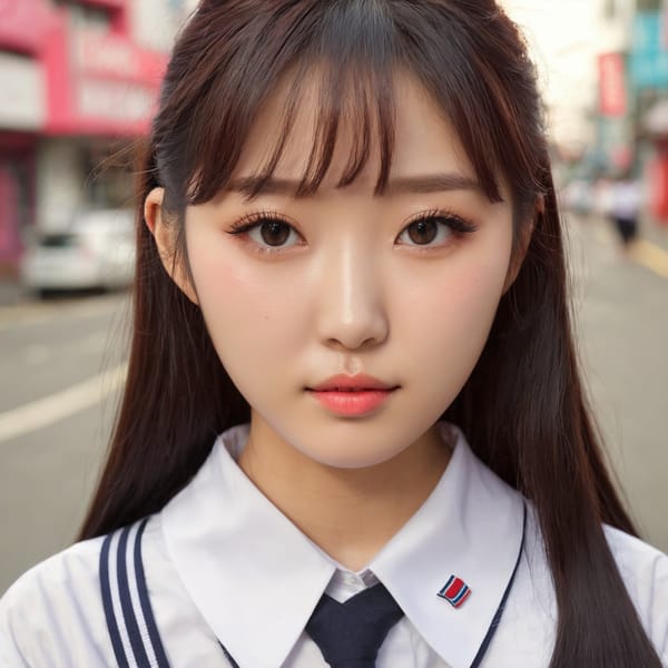 Tags: 21872187, SDXL
{"3": {"inputs": {"seed": 415660017793020, "steps": 32, "cfg": 6.05, "sampler_name": "dpmpp_2m", "scheduler": "karras", "denoise": 1.0, "model": ["27", 0], "positive": ["6", 0], "negative": ["7", 0], "latent_image": ["5", 0]}, "class_type": "KSampler"}, "4": {"inputs": {"ckpt_name": "juggernautxl.safetensors"}, "class_type": "CheckpointLoaderSimple"}, "5": {"inputs": {"width": 1024, "height": 1024, "batch_size": 1}, "class_type": "EmptyLatentImage"}, "6": {"inputs": {"text": "20 year old girl, (korean:1.10), (blush:1.05), (cute:1.08), (detailed face:1.05), (seductive pose:1.14), (idol:1.05), (slim:0.97), (double eyelids:1.11), (temptress:1.10), (beautiful eyes:1.05), (eyelashes:1.03), (sexy lips:1.12), (seductive facial expression:1.01), (in a seductive pose:1.09), (large perky breasts:0.95), (cleavage:1.06), (thigh gap:0.98), (school uniform:1.12), choker, busy street, (portra:1.01), (natural looking skin:1.02), (RAW:1.09), (film:1.08), (detailed skin:1.00), (candid cinema:1.07), (textured skin:1.05), (soft lighting:1.08), (skin fuzz:1.01)", "clip": ["27", 1]}, "class_type": "CLIPTextEncode"}, "7": {"inputs": {"text": "(open mouth:1.10), (watermark:1.13), (bad hands:1.08), (low resolution:1.06), (twisted:1.07), (worst quality:1.10), (distorted:1.11)", "clip": ["27", 1]}, "class_type": "CLIPTextEncode"}, "8": {"inputs": {"samples": ["3", 0], "vae": ["4", 2]}, "class_type": "VAEDecode"}, "25": {"inputs": {"lora_name": "nudify_xl.safetensors", "strength_model": 0.35, "strength_clip": 0.22, "model": ["4", 0], "clip": ["4", 1]}, "class_type": "LoraLoader"}, "26": {"inputs": {"lora_name": "shirtlift_SDXL_v2.safetensors", "strength_model": 0.03, "strength_clip": 0.08, "model": ["25", 0], "clip": ["25", 1]}, "class_type": "LoraLoader"}, "27": {"inputs": {"lora_name": "PerfectEyesXL.safetensors", "strength_model": 0.12, "strength_clip": 0.15, "model": ["26", 0], "clip": ["26", 1]}, "class_type": "LoraLoader"}, "30": {"inputs": {"model_name": "4x_NMKD-Superscale-SP_178000_G.pth"}, "class_type": "UpscaleModelLoader"}, "31": {"inputs": {"upscale_model": ["30", 0], "image": ["8", 0]}, "class_type": "ImageUpscaleWithModel"}, "32": {"inputs": {"upscale_method": "lanczos", "scale_by": 0.5, "image": ["31", 0]}, "class_type": "ImageScaleBy"}, "33": {"inputs": {"pixels": ["32", 0], "vae": ["4", 2]}, "class_type": "VAEEncode"}, "34": {"inputs": {"seed": 415660017793020, "steps": 32, "cfg": 6.05, "sampler_name": "dpmpp_2m", "scheduler": "karras", "denoise": 0.3, "model": ["27", 0], "positive": ["6", 0], "negative": ["7", 0], "latent_image": ["33", 0]}, "class_type": "KSampler"}, "36": {"inputs": {"samples": ["34", 0], "vae": ["4", 2]}, "class_type": "VAEDecode"}, "39": {"inputs": {"filename_prefix": "comfyapi-1714685216815", "images": ["36", 0]}, "class_type": "SaveImage"}}