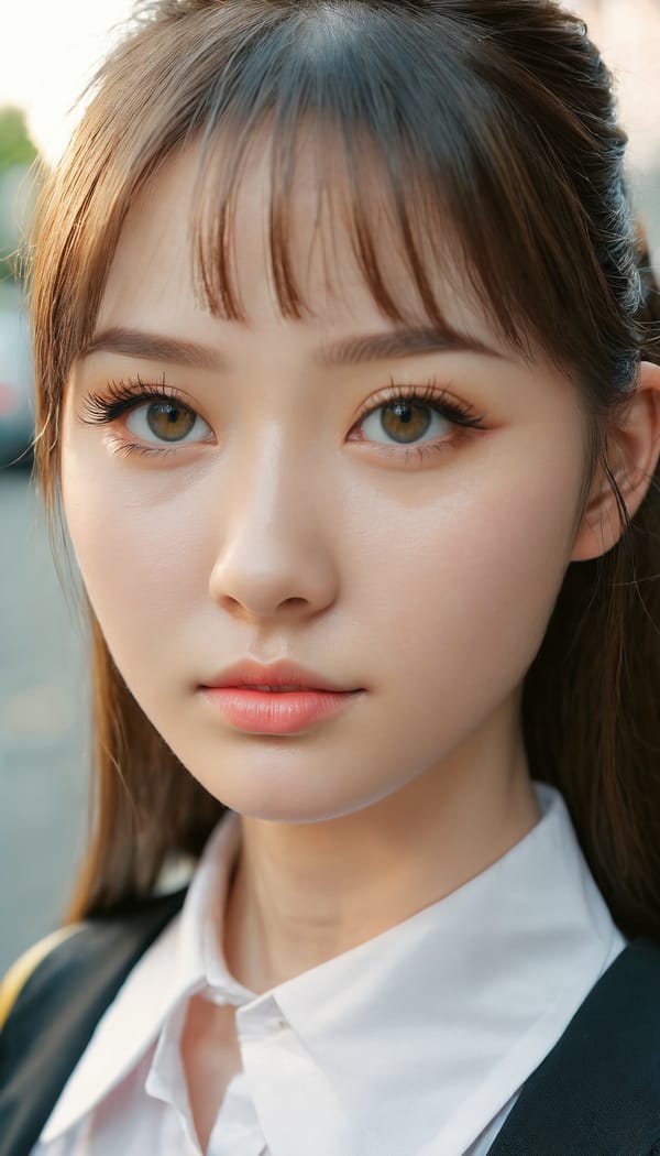 Tags: 21872187, SDXL
{"3": {"inputs": {"seed": 558995336042715, "steps": 64, "cfg": 7.73, "sampler_name": "dpmpp_2m", "scheduler": "karras", "denoise": 1.0, "model": ["27", 0], "positive": ["6", 0], "negative": ["7", 0], "latent_image": ["5", 0]}, "class_type": "KSampler"}, "4": {"inputs": {"ckpt_name": "juggernautxl.safetensors"}, "class_type": "CheckpointLoaderSimple"}, "5": {"inputs": {"width": 768, "height": 1344, "batch_size": 1}, "class_type": "EmptyLatentImage"}, "6": {"inputs": {"text": "27 year old girl, (eyelashes:1.09), (beautiful eyes:1.02), (slim:1.12), (double eyelids:1.13), (pale skin:1.09), (seductive pose:1.04), (detailed face:0.97), (temptress:0.95), (blush:0.95), (idol:1.07), (cute:1.08), (sexy lips:0.98), (seductive facial expression:1.04), (perky ass:1.09), (exposed ass:0.96), (looking back:1.09), (sexy ass:1.01), (thigh gap:1.11), (school uniform:1.08), choker, busy street, (natural looking skin:1.06), (candid cinema:1.07), (RAW:1.00), (soft lighting:1.03), (detailed skin:1.06), (film:1.06), (portra:1.05), (skin fuzz:1.06), (textured skin:1.00)", "clip": ["27", 1]}, "class_type": "CLIPTextEncode"}, "7": {"inputs": {"text": "(low resolution:1.08), (distorted:1.09), (bad hands:1.14), (watermark:1.12), (open mouth:1.06), (worst quality:1.11), (twisted:1.09)", "clip": ["27", 1]}, "class_type": "CLIPTextEncode"}, "8": {"inputs": {"samples": ["3", 0], "vae": ["4", 2]}, "class_type": "VAEDecode"}, "25": {"inputs": {"lora_name": "nudify_xl.safetensors", "strength_model": 0.27, "strength_clip": 0.0, "model": ["4", 0], "clip": ["4", 1]}, "class_type": "LoraLoader"}, "26": {"inputs": {"lora_name": "shirtlift_SDXL_v2.safetensors", "strength_model": 0.15, "strength_clip": 0.01, "model": ["25", 0], "clip": ["25", 1]}, "class_type": "LoraLoader"}, "27": {"inputs": {"lora_name": "PerfectEyesXL.safetensors", "strength_model": 0.12, "strength_clip": 0.08, "model": ["26", 0], "clip": ["26", 1]}, "class_type": "LoraLoader"}, "30": {"inputs": {"model_name": "4x_NMKD-Superscale-SP_178000_G.pth"}, "class_type": "UpscaleModelLoader"}, "31": {"inputs": {"upscale_model": ["30", 0], "image": ["8", 0]}, "class_type": "ImageUpscaleWithModel"}, "32": {"inputs": {"upscale_method": "lanczos", "scale_by": 0.5, "image": ["31", 0]}, "class_type": "ImageScaleBy"}, "33": {"inputs": {"pixels": ["32", 0], "vae": ["4", 2]}, "class_type": "VAEEncode"}, "34": {"inputs": {"seed": 558995336042715, "steps": 64, "cfg": 7.73, "sampler_name": "dpmpp_2m", "scheduler": "karras", "denoise": 0.3, "model": ["27", 0], "positive": ["6", 0], "negative": ["7", 0], "latent_image": ["33", 0]}, "class_type": "KSampler"}, "36": {"inputs": {"samples": ["34", 0], "vae": ["4", 2]}, "class_type": "VAEDecode"}, "39": {"inputs": {"filename_prefix": "comfyapi-1714439625067", "images": ["36", 0]}, "class_type": "SaveImage"}}