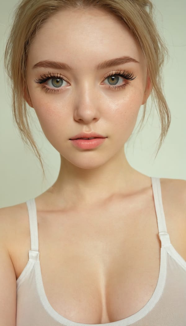 Tags: 21872187, SDXL
{"3": {"inputs": {"seed": 945161563942644, "steps": 64, "cfg": 5.23, "sampler_name": "dpmpp_2m", "scheduler": "karras", "denoise": 1.0, "model": ["27", 0], "positive": ["6", 0], "negative": ["7", 0], "latent_image": ["5", 0]}, "class_type": "KSampler"}, "4": {"inputs": {"ckpt_name": "juggernautxl.safetensors"}, "class_type": "CheckpointLoaderSimple"}, "5": {"inputs": {"width": 768, "height": 1344, "batch_size": 1}, "class_type": "EmptyLatentImage"}, "6": {"inputs": {"text": "19 year old girl, (irish:1.14), (detailed face:0.97), (cute:1.12), (beautiful eyes:0.98), (sexy lips:0.97), (eyelashes:1.14), (double eyelids:0.95), (blush:1.00), (seductive facial expression:0.98), (pale skin:1.12), (idol:1.01), (seductive pose:1.07), (slim:1.09), (temptress:1.02), (in a seductive pose:1.06), (large perky breasts:1.03), (cleavage:1.06), (thigh gap:1.08), (white tanktop:1.07), busy street, (soft lighting:1.06), (candid cinema:1.02), (textured skin:1.07), (RAW:1.01), (skin fuzz:1.04), (film:1.05), (detailed skin:1.07), (portra:1.02), (natural looking skin:1.05)", "clip": ["27", 1]}, "class_type": "CLIPTextEncode"}, "7": {"inputs": {"text": "(low resolution:1.13), (bad hands:1.10), (watermark:1.13), (worst quality:1.13), (twisted:1.05), (distorted:1.11), (open mouth:1.14)", "clip": ["27", 1]}, "class_type": "CLIPTextEncode"}, "8": {"inputs": {"samples": ["3", 0], "vae": ["4", 2]}, "class_type": "VAEDecode"}, "25": {"inputs": {"lora_name": "nudify_xl.safetensors", "strength_model": 0.34, "strength_clip": 0.2, "model": ["4", 0], "clip": ["4", 1]}, "class_type": "LoraLoader"}, "26": {"inputs": {"lora_name": "shirtlift_SDXL_v2.safetensors", "strength_model": 0.11, "strength_clip": 0.13, "model": ["25", 0], "clip": ["25", 1]}, "class_type": "LoraLoader"}, "27": {"inputs": {"lora_name": "PerfectEyesXL.safetensors", "strength_model": 0.12, "strength_clip": 0.03, "model": ["26", 0], "clip": ["26", 1]}, "class_type": "LoraLoader"}, "30": {"inputs": {"model_name": "4x_NMKD-Superscale-SP_178000_G.pth"}, "class_type": "UpscaleModelLoader"}, "31": {"inputs": {"upscale_model": ["30", 0], "image": ["8", 0]}, "class_type": "ImageUpscaleWithModel"}, "32": {"inputs": {"upscale_method": "lanczos", "scale_by": 0.5, "image": ["31", 0]}, "class_type": "ImageScaleBy"}, "33": {"inputs": {"pixels": ["32", 0], "vae": ["4", 2]}, "class_type": "VAEEncode"}, "34": {"inputs": {"seed": 945161563942644, "steps": 64, "cfg": 5.23, "sampler_name": "dpmpp_2m", "scheduler": "karras", "denoise": 0.3, "model": ["27", 0], "positive": ["6", 0], "negative": ["7", 0], "latent_image": ["33", 0]}, "class_type": "KSampler"}, "36": {"inputs": {"samples": ["34", 0], "vae": ["4", 2]}, "class_type": "VAEDecode"}, "39": {"inputs": {"filename_prefix": "comfyapi-1735783832077", "images": ["36", 0]}, "class_type": "SaveImage"}}