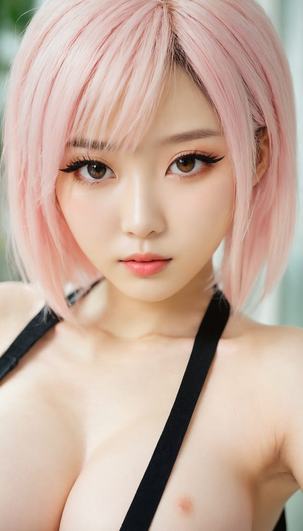 Tags: 21872187, SDXL
{"3": {"inputs": {"seed": 452793737401939, "steps": 64, "cfg": 5.23, "sampler_name": "dpmpp_2m", "scheduler": "karras", "denoise": 1.0, "model": ["27", 0], "positive": ["6", 0], "negative": ["7", 0], "latent_image": ["5", 0]}, "class_type": "KSampler"}, "4": {"inputs": {"ckpt_name": "juggernautxl.safetensors"}, "class_type": "CheckpointLoaderSimple"}, "5": {"inputs": {"width": 768, "height": 1344, "batch_size": 1}, "class_type": "EmptyLatentImage"}, "6": {"inputs": {"text": "20 year old girl, (taiwanese:0.97), (detailed face:1.09), (seductive pose:0.95), (double eyelids:0.98), (pale skin:1.07), (blush:1.05), (beautiful eyes:0.99), (sexy lips:1.11), (eyelashes:1.02), (seductive facial expression:1.14), (slim:1.05), (idol:0.96), (in a seductive pose:1.11), (large perky breasts:1.09), (cleavage:0.98), (thigh gap:0.95), (in a cosplay:1.05) at comiket posing for camera, (natural looking skin:1.06), (RAW:1.09), (candid cinema:1.00), (soft lighting:1.08), (skin fuzz:1.02), (film:1.07), (portra:1.09), (textured skin:1.08), (detailed skin:1.05)", "clip": ["27", 1]}, "class_type": "CLIPTextEncode"}, "7": {"inputs": {"text": "(watermark:1.11), (distorted:1.13), (open mouth:1.14), (low resolution:1.07), (twisted:1.14), (bad hands:1.12), (worst quality:1.14)", "clip": ["27", 1]}, "class_type": "CLIPTextEncode"}, "8": {"inputs": {"samples": ["3", 0], "vae": ["4", 2]}, "class_type": "VAEDecode"}, "25": {"inputs": {"lora_name": "nudify_xl.safetensors", "strength_model": 0.28, "strength_clip": 0.24, "model": ["4", 0], "clip": ["4", 1]}, "class_type": "LoraLoader"}, "26": {"inputs": {"lora_name": "shirtlift_SDXL_v2.safetensors", "strength_model": 0.08, "strength_clip": 0.16, "model": ["25", 0], "clip": ["25", 1]}, "class_type": "LoraLoader"}, "27": {"inputs": {"lora_name": "PerfectEyesXL.safetensors", "strength_model": 0.18, "strength_clip": 0.05, "model": ["26", 0], "clip": ["26", 1]}, "class_type": "LoraLoader"}, "30": {"inputs": {"model_name": "4x_NMKD-Superscale-SP_178000_G.pth"}, "class_type": "UpscaleModelLoader"}, "31": {"inputs": {"upscale_model": ["30", 0], "image": ["8", 0]}, "class_type": "ImageUpscaleWithModel"}, "32": {"inputs": {"upscale_method": "lanczos", "scale_by": 0.5, "image": ["31", 0]}, "class_type": "ImageScaleBy"}, "33": {"inputs": {"pixels": ["32", 0], "vae": ["4", 2]}, "class_type": "VAEEncode"}, "34": {"inputs": {"seed": 452793737401939, "steps": 64, "cfg": 5.23, "sampler_name": "dpmpp_2m", "scheduler": "karras", "denoise": 0.3, "model": ["27", 0], "positive": ["6", 0], "negative": ["7", 0], "latent_image": ["33", 0]}, "class_type": "KSampler"}, "36": {"inputs": {"samples": ["34", 0], "vae": ["4", 2]}, "class_type": "VAEDecode"}, "39": {"inputs": {"filename_prefix": "comfyapi-1716323268537", "images": ["36", 0]}, "class_type": "SaveImage"}}