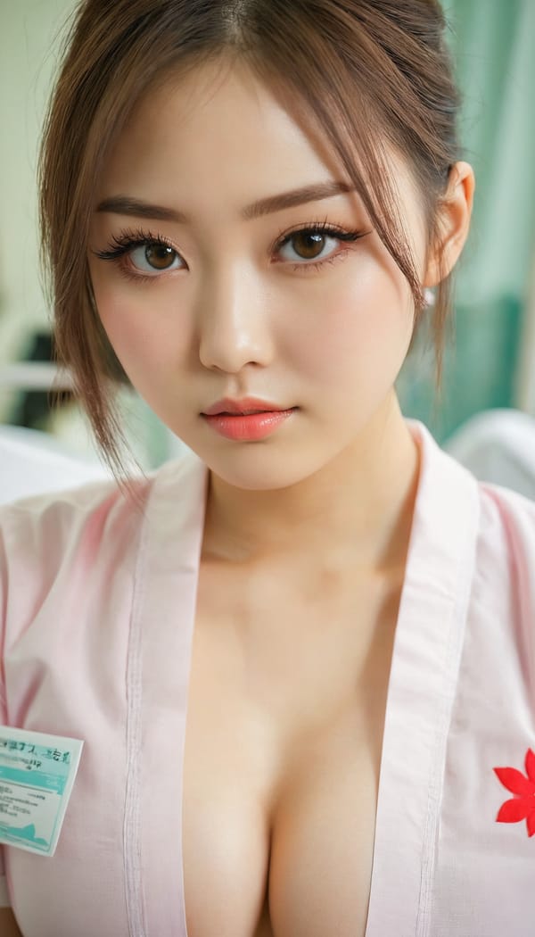 Tags: 21872187, SDXL
{"3": {"inputs": {"seed": 902116019092169, "steps": 64, "cfg": 5.84, "sampler_name": "dpmpp_2m", "scheduler": "karras", "denoise": 1.0, "model": ["27", 0], "positive": ["6", 0], "negative": ["7", 0], "latent_image": ["5", 0]}, "class_type": "KSampler"}, "4": {"inputs": {"ckpt_name": "juggernautxl.safetensors"}, "class_type": "CheckpointLoaderSimple"}, "5": {"inputs": {"width": 768, "height": 1344, "batch_size": 1}, "class_type": "EmptyLatentImage"}, "6": {"inputs": {"text": "23 year old girl, (japanese:1.01), (ukrainian:1.01), (seductive facial expression:1.11), (beautiful eyes:1.11), (detailed face:1.08), (slim:1.11), (blush:1.06), (cute:1.09), (seductive pose:1.04), (pale skin:1.06), (idol:1.11), (sexy lips:1.10), (double eyelids:1.04), (eyelashes:1.10), (temptress:1.02), (in a seductive pose:0.95), (large perky breasts:0.95), (cleavage:1.10), (thigh gap:1.12), (nurse in uniform:0.99) working in a hospital ward, (textured skin:1.09), (portra:1.07), (RAW:1.03), (soft lighting:1.06), (natural looking skin:1.02), (detailed skin:1.09), (candid cinema:1.09), (film:1.02)", "clip": ["27", 1]}, "class_type": "CLIPTextEncode"}, "7": {"inputs": {"text": "(bad hands:1.05), (worst quality:1.14), (watermark:1.05), (distorted:1.05), (twisted:1.09), (low resolution:1.13), (open mouth:1.12)", "clip": ["27", 1]}, "class_type": "CLIPTextEncode"}, "8": {"inputs": {"samples": ["3", 0], "vae": ["4", 2]}, "class_type": "VAEDecode"}, "25": {"inputs": {"lora_name": "nudify_xl.safetensors", "strength_model": 0.32, "strength_clip": 0.13, "model": ["4", 0], "clip": ["4", 1]}, "class_type": "LoraLoader"}, "26": {"inputs": {"lora_name": "shirtlift_SDXL_v2.safetensors", "strength_model": 0.1, "strength_clip": 0.0, "model": ["25", 0], "clip": ["25", 1]}, "class_type": "LoraLoader"}, "27": {"inputs": {"lora_name": "PerfectEyesXL.safetensors", "strength_model": 0.05, "strength_clip": 0.15, "model": ["26", 0], "clip": ["26", 1]}, "class_type": "LoraLoader"}, "30": {"inputs": {"model_name": "4x_NMKD-Superscale-SP_178000_G.pth"}, "class_type": "UpscaleModelLoader"}, "31": {"inputs": {"upscale_model": ["30", 0], "image": ["8", 0]}, "class_type": "ImageUpscaleWithModel"}, "32": {"inputs": {"upscale_method": "lanczos", "scale_by": 0.5, "image": ["31", 0]}, "class_type": "ImageScaleBy"}, "33": {"inputs": {"pixels": ["32", 0], "vae": ["4", 2]}, "class_type": "VAEEncode"}, "34": {"inputs": {"seed": 902116019092169, "steps": 64, "cfg": 5.84, "sampler_name": "dpmpp_2m", "scheduler": "karras", "denoise": 0.3, "model": ["27", 0], "positive": ["6", 0], "negative": ["7", 0], "latent_image": ["33", 0]}, "class_type": "KSampler"}, "36": {"inputs": {"samples": ["34", 0], "vae": ["4", 2]}, "class_type": "VAEDecode"}, "39": {"inputs": {"filename_prefix": "comfyapi-1732803539115", "images": ["36", 0]}, "class_type": "SaveImage"}}