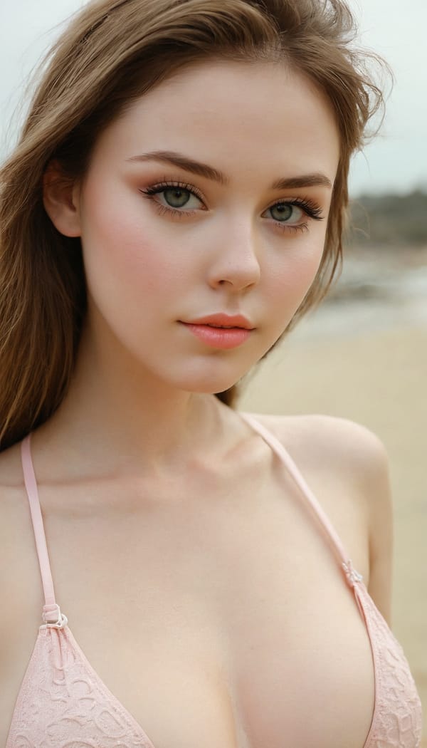 Tags: 21872187, SDXL
{"3": {"inputs": {"seed": 616252846070110, "steps": 64, "cfg": 5.1, "sampler_name": "dpmpp_2m", "scheduler": "karras", "denoise": 1.0, "model": ["27", 0], "positive": ["6", 0], "negative": ["7", 0], "latent_image": ["5", 0]}, "class_type": "KSampler"}, "4": {"inputs": {"ckpt_name": "juggernautxl.safetensors"}, "class_type": "CheckpointLoaderSimple"}, "5": {"inputs": {"width": 768, "height": 1344, "batch_size": 1}, "class_type": "EmptyLatentImage"}, "6": {"inputs": {"text": "27 year old girl, (slim:1.13), (seductive pose:0.95), (cute:1.09), (seductive facial expression:1.02), (sexy lips:1.05), (eyelashes:0.97), (pale skin:0.97), (temptress:1.05), (idol:1.00), (detailed face:1.12), (beautiful eyes:1.05), (blush:1.14), (in a seductive pose:1.06), (large perky breasts:0.97), (cleavage:0.97), (thigh gap:0.97), wearing (bikini:1.04) at a beach, (film:1.06), (skin fuzz:1.09), (RAW:1.05), (detailed skin:1.04), (natural looking skin:1.00), (textured skin:1.09), (portra:1.06), (candid cinema:1.01), (soft lighting:1.04)", "clip": ["27", 1]}, "class_type": "CLIPTextEncode"}, "7": {"inputs": {"text": "(bad hands:1.09), (worst quality:1.08), (low resolution:1.07), (open mouth:1.05), (distorted:1.10), (watermark:1.13), (twisted:1.07)", "clip": ["27", 1]}, "class_type": "CLIPTextEncode"}, "8": {"inputs": {"samples": ["3", 0], "vae": ["4", 2]}, "class_type": "VAEDecode"}, "25": {"inputs": {"lora_name": "nudify_xl.safetensors", "strength_model": 0.04, "strength_clip": 0.07, "model": ["4", 0], "clip": ["4", 1]}, "class_type": "LoraLoader"}, "26": {"inputs": {"lora_name": "shirtlift_SDXL_v2.safetensors", "strength_model": 0.06, "strength_clip": 0.04, "model": ["25", 0], "clip": ["25", 1]}, "class_type": "LoraLoader"}, "27": {"inputs": {"lora_name": "PerfectEyesXL.safetensors", "strength_model": 0.02, "strength_clip": 0.13, "model": ["26", 0], "clip": ["26", 1]}, "class_type": "LoraLoader"}, "30": {"inputs": {"model_name": "4x_NMKD-Superscale-SP_178000_G.pth"}, "class_type": "UpscaleModelLoader"}, "31": {"inputs": {"upscale_model": ["30", 0], "image": ["8", 0]}, "class_type": "ImageUpscaleWithModel"}, "32": {"inputs": {"upscale_method": "lanczos", "scale_by": 0.5, "image": ["31", 0]}, "class_type": "ImageScaleBy"}, "33": {"inputs": {"pixels": ["32", 0], "vae": ["4", 2]}, "class_type": "VAEEncode"}, "34": {"inputs": {"seed": 616252846070110, "steps": 64, "cfg": 5.1, "sampler_name": "dpmpp_2m", "scheduler": "karras", "denoise": 0.3, "model": ["27", 0], "positive": ["6", 0], "negative": ["7", 0], "latent_image": ["33", 0]}, "class_type": "KSampler"}, "36": {"inputs": {"samples": ["34", 0], "vae": ["4", 2]}, "class_type": "VAEDecode"}, "39": {"inputs": {"filename_prefix": "comfyapi-1716218034602", "images": ["36", 0]}, "class_type": "SaveImage"}}