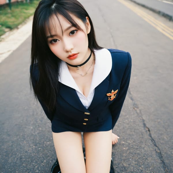 Tags: 21872187, SDXL
{"3": {"inputs": {"seed": 785157697815835, "steps": 64, "cfg": 5.08, "sampler_name": "dpmpp_2m", "scheduler": "karras", "denoise": 1.0, "model": ["27", 0], "positive": ["6", 0], "negative": ["7", 0], "latent_image": ["5", 0]}, "class_type": "KSampler"}, "4": {"inputs": {"ckpt_name": "helloworldxl.safetensors"}, "class_type": "CheckpointLoaderSimple"}, "5": {"inputs": {"width": 1024, "height": 1024, "batch_size": 1}, "class_type": "EmptyLatentImage"}, "6": {"inputs": {"text": "28 year old girl, (chinese:1.00), (russian:1.09), (detailed face:1.03), (double eyelids:1.14), (blush:1.11), (slim:1.00), (sexy lips:0.96), (pale skin:0.99), (beautiful eyes:1.09), (seductive pose:0.95), (eyelashes:1.14), (idol:1.06), (temptress:1.07), (cute:1.06), (seductive facial expression:0.97), (in a seductive pose:0.96), (large perky breasts:1.02), (cleavage:1.04), (thigh gap:0.97), (school uniform:1.09), choker, busy street, (textured skin:1.06), (portra:1.08), (natural looking skin:1.04), (film:1.04), (candid cinema:1.04), (skin fuzz:1.01), (soft lighting:1.04), (detailed skin:1.09), (RAW:1.00)", "clip": ["27", 1]}, "class_type": "CLIPTextEncode"}, "7": {"inputs": {"text": "(twisted:1.14), (low resolution:1.05), (worst quality:1.11), (bad hands:1.06), (distorted:1.09), (watermark:1.07), (open mouth:1.05)", "clip": ["27", 1]}, "class_type": "CLIPTextEncode"}, "8": {"inputs": {"samples": ["3", 0], "vae": ["4", 2]}, "class_type": "VAEDecode"}, "25": {"inputs": {"lora_name": "nudify_xl.safetensors", "strength_model": 0.34, "strength_clip": 0.37, "model": ["4", 0], "clip": ["4", 1]}, "class_type": "LoraLoader"}, "26": {"inputs": {"lora_name": "shirtlift_SDXL_v2.safetensors", "strength_model": 0.09, "strength_clip": 0.13, "model": ["25", 0], "clip": ["25", 1]}, "class_type": "LoraLoader"}, "27": {"inputs": {"lora_name": "PerfectEyesXL.safetensors", "strength_model": 0.15, "strength_clip": 0.15, "model": ["26", 0], "clip": ["26", 1]}, "class_type": "LoraLoader"}, "30": {"inputs": {"model_name": "4x_NMKD-Superscale-SP_178000_G.pth"}, "class_type": "UpscaleModelLoader"}, "31": {"inputs": {"upscale_model": ["30", 0], "image": ["8", 0]}, "class_type": "ImageUpscaleWithModel"}, "32": {"inputs": {"upscale_method": "lanczos", "scale_by": 0.5, "image": ["31", 0]}, "class_type": "ImageScaleBy"}, "33": {"inputs": {"pixels": ["32", 0], "vae": ["4", 2]}, "class_type": "VAEEncode"}, "34": {"inputs": {"seed": 785157697815835, "steps": 64, "cfg": 5.08, "sampler_name": "dpmpp_2m", "scheduler": "karras", "denoise": 0.3, "model": ["27", 0], "positive": ["6", 0], "negative": ["7", 0], "latent_image": ["33", 0]}, "class_type": "KSampler"}, "36": {"inputs": {"samples": ["34", 0], "vae": ["4", 2]}, "class_type": "VAEDecode"}, "39": {"inputs": {"filename_prefix": "comfyapi-1716244458887", "images": ["36", 0]}, "class_type": "SaveImage"}}