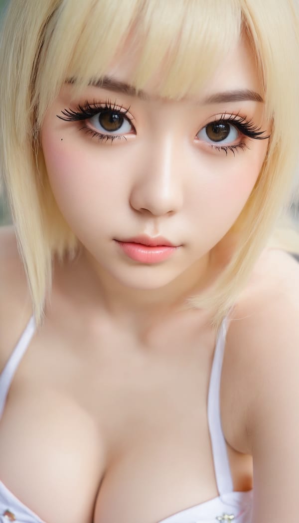 Tags: 21872187, SDXL
{"3": {"inputs": {"seed": 983085347621862, "steps": 64, "cfg": 5.55, "sampler_name": "dpmpp_2m", "scheduler": "karras", "denoise": 1.0, "model": ["27", 0], "positive": ["6", 0], "negative": ["7", 0], "latent_image": ["5", 0]}, "class_type": "KSampler"}, "4": {"inputs": {"ckpt_name": "juggernautxl.safetensors"}, "class_type": "CheckpointLoaderSimple"}, "5": {"inputs": {"width": 768, "height": 1344, "batch_size": 1}, "class_type": "EmptyLatentImage"}, "6": {"inputs": {"text": "21 year old girl, (cute:1.04), (double eyelids:1.03), (idol:0.99), (beautiful eyes:0.98), (temptress:0.98), (detailed face:0.96), (eyelashes:1.09), (pale skin:1.00), (seductive pose:1.02), (slim:1.06), (seductive facial expression:1.14), (blush:1.07), (sexy lips:1.02), (in a seductive pose:1.09), (large perky breasts:0.95), (cleavage:0.99), (thigh gap:1.09), (in a cosplay:0.98) at comiket posing for camera, (textured skin:1.00), (candid cinema:1.00), (RAW:1.02), (natural looking skin:1.05), (portra:1.04), (film:1.09), (skin fuzz:1.05), (soft lighting:1.08), (detailed skin:1.05)", "clip": ["27", 1]}, "class_type": "CLIPTextEncode"}, "7": {"inputs": {"text": "(open mouth:1.10), (worst quality:1.09), (bad hands:1.08), (distorted:1.09), (watermark:1.08), (low resolution:1.05), (twisted:1.12)", "clip": ["27", 1]}, "class_type": "CLIPTextEncode"}, "8": {"inputs": {"samples": ["3", 0], "vae": ["4", 2]}, "class_type": "VAEDecode"}, "25": {"inputs": {"lora_name": "nudify_xl.safetensors", "strength_model": 0.18, "strength_clip": 0.37, "model": ["4", 0], "clip": ["4", 1]}, "class_type": "LoraLoader"}, "26": {"inputs": {"lora_name": "shirtlift_SDXL_v2.safetensors", "strength_model": 0.08, "strength_clip": 0.03, "model": ["25", 0], "clip": ["25", 1]}, "class_type": "LoraLoader"}, "27": {"inputs": {"lora_name": "PerfectEyesXL.safetensors", "strength_model": 0.05, "strength_clip": 0.19, "model": ["26", 0], "clip": ["26", 1]}, "class_type": "LoraLoader"}, "30": {"inputs": {"model_name": "4x_NMKD-Superscale-SP_178000_G.pth"}, "class_type": "UpscaleModelLoader"}, "31": {"inputs": {"upscale_model": ["30", 0], "image": ["8", 0]}, "class_type": "ImageUpscaleWithModel"}, "32": {"inputs": {"upscale_method": "lanczos", "scale_by": 0.5, "image": ["31", 0]}, "class_type": "ImageScaleBy"}, "33": {"inputs": {"pixels": ["32", 0], "vae": ["4", 2]}, "class_type": "VAEEncode"}, "34": {"inputs": {"seed": 983085347621862, "steps": 64, "cfg": 5.55, "sampler_name": "dpmpp_2m", "scheduler": "karras", "denoise": 0.3, "model": ["27", 0], "positive": ["6", 0], "negative": ["7", 0], "latent_image": ["33", 0]}, "class_type": "KSampler"}, "36": {"inputs": {"samples": ["34", 0], "vae": ["4", 2]}, "class_type": "VAEDecode"}, "39": {"inputs": {"filename_prefix": "comfyapi-1714402997363", "images": ["36", 0]}, "class_type": "SaveImage"}}