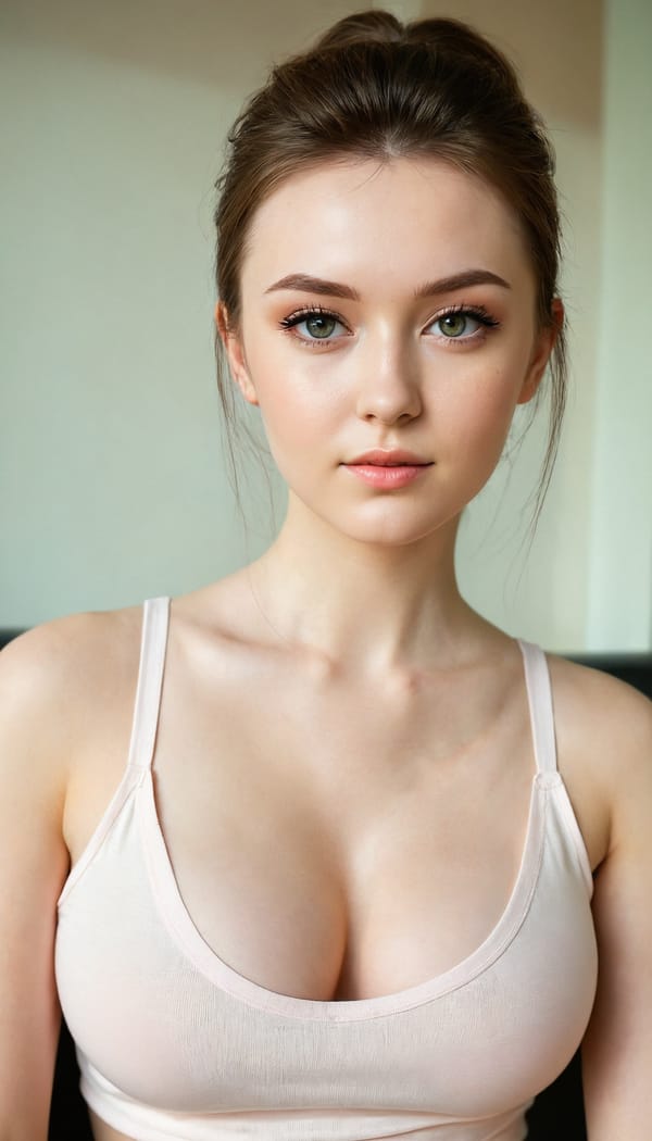 Tags: 21872187, SDXL
{"3": {"inputs": {"seed": 685265976452320, "steps": 32, "cfg": 7.29, "sampler_name": "dpmpp_2m", "scheduler": "karras", "denoise": 1.0, "model": ["27", 0], "positive": ["6", 0], "negative": ["7", 0], "latent_image": ["5", 0]}, "class_type": "KSampler"}, "4": {"inputs": {"ckpt_name": "juggernautXL_v8Rundiffusion.safetensors"}, "class_type": "CheckpointLoaderSimple"}, "5": {"inputs": {"width": 768, "height": 1344, "batch_size": 1}, "class_type": "EmptyLatentImage"}, "6": {"inputs": {"text": "25 year old girl, (irish:1.05), (ukrainian:1.11), (seductive facial expression:1.02), (blush:0.98), (seductive pose:0.95), (double eyelids:0.99), (eyelashes:1.03), (slim:0.95), (beautiful eyes:0.96), (cute:1.05), (idol:1.12), (temptress:1.03), (pale skin:1.12), (sexy lips:1.04), (detailed face:1.09), (in a seductive pose:1.13), (large perky breasts:1.07), (cleavage:0.99), (thigh gap:1.01), (white tanktop:1.08), busy street, (RAW:1.09), (film:1.07), (soft lighting:1.04), (portra:1.01), (textured skin:1.05), (natural looking skin:1.02), (candid cinema:1.06), (detailed skin:1.03), (skin fuzz:1.01)", "clip": ["27", 1]}, "class_type": "CLIPTextEncode"}, "7": {"inputs": {"text": "(worst quality:1.10), (distorted:1.12), (bad hands:1.06), (watermark:1.10), (low resolution:1.06), (open mouth:1.10), (twisted:1.05)", "clip": ["27", 1]}, "class_type": "CLIPTextEncode"}, "8": {"inputs": {"samples": ["3", 0], "vae": ["4", 2]}, "class_type": "VAEDecode"}, "25": {"inputs": {"lora_name": "nudify_xl.safetensors", "strength_model": 0.0, "strength_clip": 0.07, "model": ["4", 0], "clip": ["4", 1]}, "class_type": "LoraLoader"}, "26": {"inputs": {"lora_name": "shirtlift_SDXL_v2.safetensors", "strength_model": 0.16, "strength_clip": 0.19, "model": ["25", 0], "clip": ["25", 1]}, "class_type": "LoraLoader"}, "27": {"inputs": {"lora_name": "PerfectEyesXL.safetensors", "strength_model": 0.09, "strength_clip": 0.0, "model": ["26", 0], "clip": ["26", 1]}, "class_type": "LoraLoader"}, "30": {"inputs": {"model_name": "4x_NMKD-Superscale-SP_178000_G.pth"}, "class_type": "UpscaleModelLoader"}, "31": {"inputs": {"upscale_model": ["30", 0], "image": ["8", 0]}, "class_type": "ImageUpscaleWithModel"}, "32": {"inputs": {"upscale_method": "lanczos", "scale_by": 0.5, "image": ["31", 0]}, "class_type": "ImageScaleBy"}, "33": {"inputs": {"pixels": ["32", 0], "vae": ["4", 2]}, "class_type": "VAEEncode"}, "34": {"inputs": {"seed": 685265976452320, "steps": 32, "cfg": 7.29, "sampler_name": "dpmpp_2m", "scheduler": "karras", "denoise": 0.3, "model": ["27", 0], "positive": ["6", 0], "negative": ["7", 0], "latent_image": ["33", 0]}, "class_type": "KSampler"}, "36": {"inputs": {"samples": ["34", 0], "vae": ["4", 2]}, "class_type": "VAEDecode"}, "39": {"inputs": {"filename_prefix": "comfyapi-1707517287771", "images": ["36", 0]}, "class_type": "SaveImage"}}