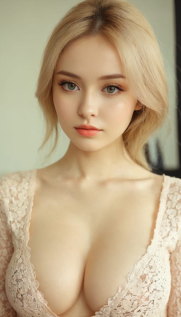 Tags: 21872187, SDXL
{"3": {"inputs": {"seed": 397971234585835, "steps": 32, "cfg": 5.14, "sampler_name": "dpmpp_2m", "scheduler": "karras", "denoise": 1.0, "model": ["27", 0], "positive": ["6", 0], "negative": ["7", 0], "latent_image": ["5", 0]}, "class_type": "KSampler"}, "4": {"inputs": {"ckpt_name": "juggernautxl.safetensors"}, "class_type": "CheckpointLoaderSimple"}, "5": {"inputs": {"width": 768, "height": 1344, "batch_size": 1}, "class_type": "EmptyLatentImage"}, "6": {"inputs": {"text": "24 year old girl, (russian:1.08), (irish:1.07), (sexy lips:1.14), (cute:0.96), (double eyelids:1.08), (seductive pose:1.07), (idol:1.06), (slim:1.14), (blush:0.97), (detailed face:1.06), (seductive facial expression:1.06), (eyelashes:1.01), (pale skin:1.10), (beautiful eyes:1.14), (in a seductive pose:0.99), (large perky breasts:0.97), (cleavage:0.99), (thigh gap:0.96), (an office lady:0.96), (portra:1.09), (film:1.06), (textured skin:1.04), (skin fuzz:1.04), (soft lighting:1.01), (candid cinema:1.02), (detailed skin:1.09), (RAW:1.04), (natural looking skin:1.06)", "clip": ["27", 1]}, "class_type": "CLIPTextEncode"}, "7": {"inputs": {"text": "(open mouth:1.05), (distorted:1.06), (bad hands:1.12), (worst quality:1.08), (watermark:1.07), (low resolution:1.07), (twisted:1.06)", "clip": ["27", 1]}, "class_type": "CLIPTextEncode"}, "8": {"inputs": {"samples": ["3", 0], "vae": ["4", 2]}, "class_type": "VAEDecode"}, "25": {"inputs": {"lora_name": "nudify_xl.safetensors", "strength_model": 0.37, "strength_clip": 0.25, "model": ["4", 0], "clip": ["4", 1]}, "class_type": "LoraLoader"}, "26": {"inputs": {"lora_name": "shirtlift_SDXL_v2.safetensors", "strength_model": 0.11, "strength_clip": 0.12, "model": ["25", 0], "clip": ["25", 1]}, "class_type": "LoraLoader"}, "27": {"inputs": {"lora_name": "PerfectEyesXL.safetensors", "strength_model": 0.06, "strength_clip": 0.08, "model": ["26", 0], "clip": ["26", 1]}, "class_type": "LoraLoader"}, "30": {"inputs": {"model_name": "4x_NMKD-Superscale-SP_178000_G.pth"}, "class_type": "UpscaleModelLoader"}, "31": {"inputs": {"upscale_model": ["30", 0], "image": ["8", 0]}, "class_type": "ImageUpscaleWithModel"}, "32": {"inputs": {"upscale_method": "lanczos", "scale_by": 0.5, "image": ["31", 0]}, "class_type": "ImageScaleBy"}, "33": {"inputs": {"pixels": ["32", 0], "vae": ["4", 2]}, "class_type": "VAEEncode"}, "34": {"inputs": {"seed": 397971234585835, "steps": 32, "cfg": 5.14, "sampler_name": "dpmpp_2m", "scheduler": "karras", "denoise": 0.3, "model": ["27", 0], "positive": ["6", 0], "negative": ["7", 0], "latent_image": ["33", 0]}, "class_type": "KSampler"}, "36": {"inputs": {"samples": ["34", 0], "vae": ["4", 2]}, "class_type": "VAEDecode"}, "39": {"inputs": {"filename_prefix": "comfyapi-1725048386263", "images": ["36", 0]}, "class_type": "SaveImage"}}