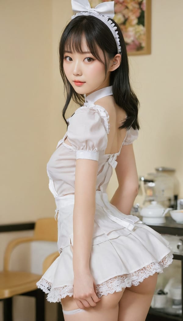 Tags: 21872187, SDXL
{"3": {"inputs": {"seed": 895064744545969, "steps": 32, "cfg": 5.29, "sampler_name": "dpmpp_2m", "scheduler": "karras", "denoise": 1.0, "model": ["27", 0], "positive": ["6", 0], "negative": ["7", 0], "latent_image": ["5", 0]}, "class_type": "KSampler"}, "4": {"inputs": {"ckpt_name": "juggernautxl.safetensors"}, "class_type": "CheckpointLoaderSimple"}, "5": {"inputs": {"width": 768, "height": 1344, "batch_size": 1}, "class_type": "EmptyLatentImage"}, "6": {"inputs": {"text": "27 year old girl, (chinese:1.04), (japanese:1.12), (irish:1.06), (double eyelids:1.12), (detailed face:1.05), (idol:0.99), (eyelashes:0.97), (cute:1.03), (blush:1.03), (sexy lips:1.09), (seductive pose:1.10), (temptress:1.07), (beautiful eyes:1.03), (slim:1.12), (seductive facial expression:1.04), (pale skin:1.11), (perky ass:0.96), (exposed ass:0.99), (looking back:0.95), (sexy ass:1.14), (thigh gap:1.00), in a (skimpy maid costume:1.04) working at a maid cafe, choker, bowtie, headband, pleated skirt, (detailed skin:1.04), (skin fuzz:1.01), (film:1.00), (textured skin:1.07), (RAW:1.09), (portra:1.08), (soft lighting:1.03), (natural looking skin:1.01), (candid cinema:1.05)", "clip": ["27", 1]}, "class_type": "CLIPTextEncode"}, "7": {"inputs": {"text": "(twisted:1.08), (watermark:1.14), (bad hands:1.10), (open mouth:1.14), (worst quality:1.13), (low resolution:1.13), (distorted:1.13)", "clip": ["27", 1]}, "class_type": "CLIPTextEncode"}, "8": {"inputs": {"samples": ["3", 0], "vae": ["4", 2]}, "class_type": "VAEDecode"}, "25": {"inputs": {"lora_name": "nudify_xl.safetensors", "strength_model": 0.17, "strength_clip": 0.38, "model": ["4", 0], "clip": ["4", 1]}, "class_type": "LoraLoader"}, "26": {"inputs": {"lora_name": "shirtlift_SDXL_v2.safetensors", "strength_model": 0.12, "strength_clip": 0.13, "model": ["25", 0], "clip": ["25", 1]}, "class_type": "LoraLoader"}, "27": {"inputs": {"lora_name": "PerfectEyesXL.safetensors", "strength_model": 0.15, "strength_clip": 0.07, "model": ["26", 0], "clip": ["26", 1]}, "class_type": "LoraLoader"}, "30": {"inputs": {"model_name": "4x_NMKD-Superscale-SP_178000_G.pth"}, "class_type": "UpscaleModelLoader"}, "31": {"inputs": {"upscale_model": ["30", 0], "image": ["8", 0]}, "class_type": "ImageUpscaleWithModel"}, "32": {"inputs": {"upscale_method": "lanczos", "scale_by": 0.5, "image": ["31", 0]}, "class_type": "ImageScaleBy"}, "33": {"inputs": {"pixels": ["32", 0], "vae": ["4", 2]}, "class_type": "VAEEncode"}, "34": {"inputs": {"seed": 895064744545969, "steps": 32, "cfg": 5.29, "sampler_name": "dpmpp_2m", "scheduler": "karras", "denoise": 0.3, "model": ["27", 0], "positive": ["6", 0], "negative": ["7", 0], "latent_image": ["33", 0]}, "class_type": "KSampler"}, "36": {"inputs": {"samples": ["34", 0], "vae": ["4", 2]}, "class_type": "VAEDecode"}, "39": {"inputs": {"filename_prefix": "comfyapi-1724040579192", "images": ["36", 0]}, "class_type": "SaveImage"}}