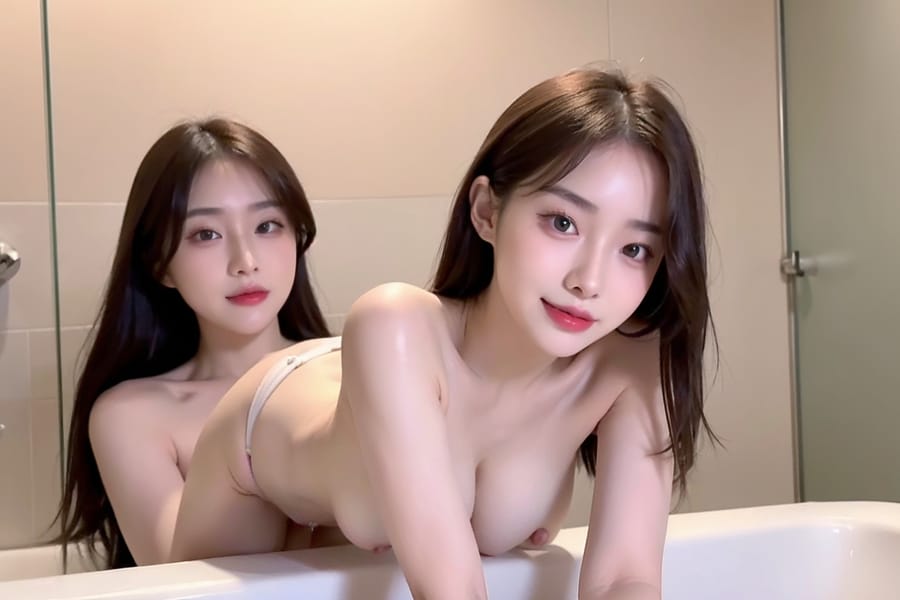 Tags: 21872187
<lora:mix4:0.61>, <lora:koreanDollLikeness:0.44>, <lora:taiwanDollLikeness_v20:0.22>, (soaking in bathtub:1.01), (on all fours:1.09), spreading ass cheeks, (from behind:1.01), <lora:fixStandingDoggyStyle:0.20>, backboob, <lora:Addams:0.21>, extremely detailed eyes, extremely detailed face, cute, sexy lips, seductive smile, double eyelids, eyelashes, pale skin, perky breasts, full body portrait, best quality, hyper realistic, (long slim legs:0.94), (thigh gap:1.10), 1girl, (stunningly attractive:1.13)
Negative prompt: paintings, anime, fat, (worst quality:2.07)
Steps: 32, Sampler: DPM++ 2M Karras, CFG scale: 5.8, Seed: 3361659428, Size: 768x512, Model hash: fc2511737a, Model: chilloutmix_NiPrunedFp32Fix, Seed resize from: -1x-1, Denoising strength: 0.35, Version: v1.2.1, Hires upscale: 2.0, Hires steps: 16, Hires upscaler: ESRGAN_4x