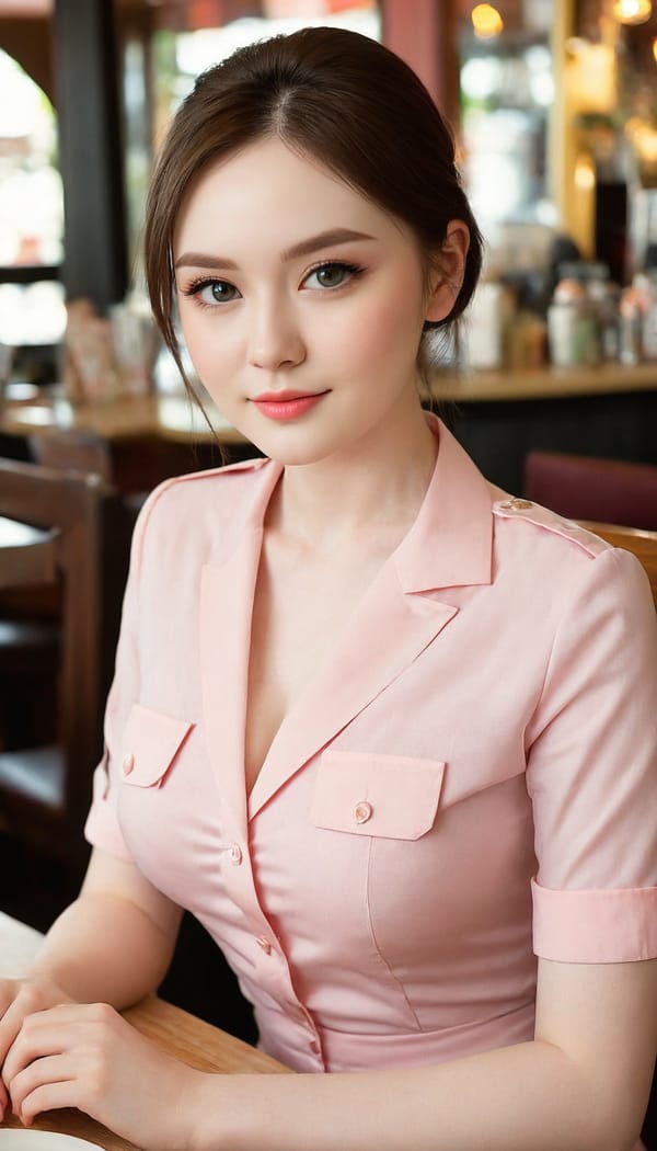 Tags: 21872187, SDXL
{"3": {"inputs": {"seed": 728566356110779, "steps": 32, "cfg": 5.53, "sampler_name": "dpmpp_2m", "scheduler": "karras", "denoise": 1.0, "model": ["27", 0], "positive": ["6", 0], "negative": ["7", 0], "latent_image": ["5", 0]}, "class_type": "KSampler"}, "4": {"inputs": {"ckpt_name": "juggernautXL_v8Rundiffusion.safetensors"}, "class_type": "CheckpointLoaderSimple"}, "5": {"inputs": {"width": 768, "height": 1344, "batch_size": 1}, "class_type": "EmptyLatentImage"}, "6": {"inputs": {"text": "27 year old girl, (sexy lips:0.99), (double eyelids:1.07), (pale skin:1.12), (detailed face:1.07), (eyelashes:0.99), (beautiful eyes:1.08), (seductive pose:1.02), (blush:1.11), (temptress:1.07), (slim:1.04), (idol:1.14), (cute:1.08), (seductive facial expression:0.97), (in a seductive pose:1.02), (large perky breasts:1.01), (cleavage:1.13), (thigh gap:0.96), (a waitress in uniform:0.97) working at a restaurant, (skin fuzz:1.09), (natural looking skin:1.06), (soft lighting:1.05), (candid cinema:1.00), (textured skin:1.09), (film:1.08), (portra:1.06), (detailed skin:1.03), (RAW:1.06)", "clip": ["27", 1]}, "class_type": "CLIPTextEncode"}, "7": {"inputs": {"text": "(open mouth:1.06), (worst quality:1.12), (low resolution:1.13), (bad hands:1.13), (watermark:1.13), (twisted:1.08), (distorted:1.08)", "clip": ["27", 1]}, "class_type": "CLIPTextEncode"}, "8": {"inputs": {"samples": ["3", 0], "vae": ["4", 2]}, "class_type": "VAEDecode"}, "25": {"inputs": {"lora_name": "nudify_xl.safetensors", "strength_model": 0.31, "strength_clip": 0.06, "model": ["4", 0], "clip": ["4", 1]}, "class_type": "LoraLoader"}, "26": {"inputs": {"lora_name": "shirtlift_SDXL_v2.safetensors", "strength_model": 0.04, "strength_clip": 0.03, "model": ["25", 0], "clip": ["25", 1]}, "class_type": "LoraLoader"}, "27": {"inputs": {"lora_name": "PerfectEyesXL.safetensors", "strength_model": 0.11, "strength_clip": 0.14, "model": ["26", 0], "clip": ["26", 1]}, "class_type": "LoraLoader"}, "30": {"inputs": {"model_name": "4x_NMKD-Superscale-SP_178000_G.pth"}, "class_type": "UpscaleModelLoader"}, "31": {"inputs": {"upscale_model": ["30", 0], "image": ["8", 0]}, "class_type": "ImageUpscaleWithModel"}, "32": {"inputs": {"upscale_method": "lanczos", "scale_by": 0.5, "image": ["31", 0]}, "class_type": "ImageScaleBy"}, "33": {"inputs": {"pixels": ["32", 0], "vae": ["4", 2]}, "class_type": "VAEEncode"}, "34": {"inputs": {"seed": 728566356110779, "steps": 32, "cfg": 5.53, "sampler_name": "dpmpp_2m", "scheduler": "karras", "denoise": 0.3, "model": ["27", 0], "positive": ["6", 0], "negative": ["7", 0], "latent_image": ["33", 0]}, "class_type": "KSampler"}, "36": {"inputs": {"samples": ["34", 0], "vae": ["4", 2]}, "class_type": "VAEDecode"}, "39": {"inputs": {"filename_prefix": "comfyapi-1707628497026", "images": ["36", 0]}, "class_type": "SaveImage"}}