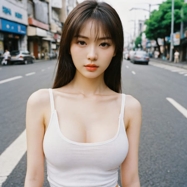 Tags: 21872187, SDXL
{"3": {"inputs": {"seed": 524578887548374, "steps": 32, "cfg": 5.6, "sampler_name": "dpmpp_2m", "scheduler": "karras", "denoise": 1.0, "model": ["27", 0], "positive": ["6", 0], "negative": ["7", 0], "latent_image": ["5", 0]}, "class_type": "KSampler"}, "4": {"inputs": {"ckpt_name": "helloworldxl.safetensors"}, "class_type": "CheckpointLoaderSimple"}, "5": {"inputs": {"width": 1024, "height": 1024, "batch_size": 1}, "class_type": "EmptyLatentImage"}, "6": {"inputs": {"text": "21 year old girl, (japanese:0.98), (russian:1.02), (ukrainian:0.97), (double eyelids:1.02), (seductive pose:1.06), (temptress:1.01), (cute:1.08), (seductive facial expression:0.96), (idol:1.01), (detailed face:1.08), (slim:0.98), (eyelashes:1.05), (beautiful eyes:1.05), (blush:1.05), (sexy lips:1.14), (pale skin:1.01), (in a seductive pose:1.08), (large perky breasts:1.04), (cleavage:1.05), (thigh gap:0.98), (white tanktop:1.10), busy street, (film:1.09), (skin fuzz:1.04), (natural looking skin:1.01), (candid cinema:1.00), (detailed skin:1.04), (soft lighting:1.00), (portra:1.07), (RAW:1.07), (textured skin:1.02)", "clip": ["27", 1]}, "class_type": "CLIPTextEncode"}, "7": {"inputs": {"text": "(low resolution:1.10), (distorted:1.07), (bad hands:1.14), (twisted:1.08), (watermark:1.12), (worst quality:1.06), (open mouth:1.10)", "clip": ["27", 1]}, "class_type": "CLIPTextEncode"}, "8": {"inputs": {"samples": ["3", 0], "vae": ["4", 2]}, "class_type": "VAEDecode"}, "25": {"inputs": {"lora_name": "nudify_xl.safetensors", "strength_model": 0.14, "strength_clip": 0.31, "model": ["4", 0], "clip": ["4", 1]}, "class_type": "LoraLoader"}, "26": {"inputs": {"lora_name": "shirtlift_SDXL_v2.safetensors", "strength_model": 0.02, "strength_clip": 0.08, "model": ["25", 0], "clip": ["25", 1]}, "class_type": "LoraLoader"}, "27": {"inputs": {"lora_name": "PerfectEyesXL.safetensors", "strength_model": 0.16, "strength_clip": 0.05, "model": ["26", 0], "clip": ["26", 1]}, "class_type": "LoraLoader"}, "30": {"inputs": {"model_name": "4x_NMKD-Superscale-SP_178000_G.pth"}, "class_type": "UpscaleModelLoader"}, "31": {"inputs": {"upscale_model": ["30", 0], "image": ["8", 0]}, "class_type": "ImageUpscaleWithModel"}, "32": {"inputs": {"upscale_method": "lanczos", "scale_by": 0.5, "image": ["31", 0]}, "class_type": "ImageScaleBy"}, "33": {"inputs": {"pixels": ["32", 0], "vae": ["4", 2]}, "class_type": "VAEEncode"}, "34": {"inputs": {"seed": 524578887548374, "steps": 32, "cfg": 5.6, "sampler_name": "dpmpp_2m", "scheduler": "karras", "denoise": 0.3, "model": ["27", 0], "positive": ["6", 0], "negative": ["7", 0], "latent_image": ["33", 0]}, "class_type": "KSampler"}, "36": {"inputs": {"samples": ["34", 0], "vae": ["4", 2]}, "class_type": "VAEDecode"}, "39": {"inputs": {"filename_prefix": "comfyapi-1718848751865", "images": ["36", 0]}, "class_type": "SaveImage"}}