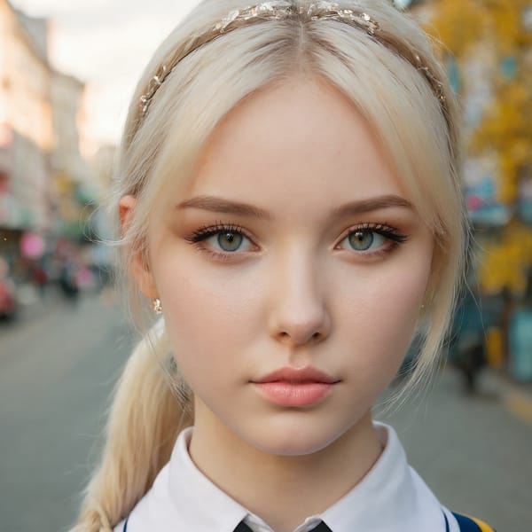 Tags: 21872187, SDXL
{"3": {"inputs": {"seed": 394555379271989, "steps": 64, "cfg": 5.76, "sampler_name": "dpmpp_2m", "scheduler": "karras", "denoise": 1.0, "model": ["27", 0], "positive": ["6", 0], "negative": ["7", 0], "latent_image": ["5", 0]}, "class_type": "KSampler"}, "4": {"inputs": {"ckpt_name": "juggernautxl.safetensors"}, "class_type": "CheckpointLoaderSimple"}, "5": {"inputs": {"width": 1024, "height": 1024, "batch_size": 1}, "class_type": "EmptyLatentImage"}, "6": {"inputs": {"text": "23 year old girl, (ukrainian:0.97), (seductive pose:1.07), (temptress:1.09), (sexy lips:1.06), (beautiful eyes:1.01), (eyelashes:0.95), (detailed face:0.95), (seductive facial expression:1.04), (cute:1.04), (pale skin:1.13), (blush:0.99), (idol:1.07), (double eyelids:1.04), (slim:0.96), (in a seductive pose:0.95), (large perky breasts:1.09), (cleavage:1.13), (thigh gap:1.03), (school uniform:1.07), choker, busy street, (film:1.08), (detailed skin:1.03), (natural looking skin:1.09), (portra:1.08), (soft lighting:1.08), (RAW:1.07), (textured skin:1.07), (skin fuzz:1.02), (candid cinema:1.02)", "clip": ["27", 1]}, "class_type": "CLIPTextEncode"}, "7": {"inputs": {"text": "(open mouth:1.10), (bad hands:1.10), (low resolution:1.11), (twisted:1.11), (distorted:1.05), (worst quality:1.13), (watermark:1.05)", "clip": ["27", 1]}, "class_type": "CLIPTextEncode"}, "8": {"inputs": {"samples": ["3", 0], "vae": ["4", 2]}, "class_type": "VAEDecode"}, "25": {"inputs": {"lora_name": "nudify_xl.safetensors", "strength_model": 0.13, "strength_clip": 0.06, "model": ["4", 0], "clip": ["4", 1]}, "class_type": "LoraLoader"}, "26": {"inputs": {"lora_name": "shirtlift_SDXL_v2.safetensors", "strength_model": 0.18, "strength_clip": 0.01, "model": ["25", 0], "clip": ["25", 1]}, "class_type": "LoraLoader"}, "27": {"inputs": {"lora_name": "PerfectEyesXL.safetensors", "strength_model": 0.05, "strength_clip": 0.12, "model": ["26", 0], "clip": ["26", 1]}, "class_type": "LoraLoader"}, "30": {"inputs": {"model_name": "4x_NMKD-Superscale-SP_178000_G.pth"}, "class_type": "UpscaleModelLoader"}, "31": {"inputs": {"upscale_model": ["30", 0], "image": ["8", 0]}, "class_type": "ImageUpscaleWithModel"}, "32": {"inputs": {"upscale_method": "lanczos", "scale_by": 0.5, "image": ["31", 0]}, "class_type": "ImageScaleBy"}, "33": {"inputs": {"pixels": ["32", 0], "vae": ["4", 2]}, "class_type": "VAEEncode"}, "34": {"inputs": {"seed": 394555379271989, "steps": 64, "cfg": 5.76, "sampler_name": "dpmpp_2m", "scheduler": "karras", "denoise": 0.3, "model": ["27", 0], "positive": ["6", 0], "negative": ["7", 0], "latent_image": ["33", 0]}, "class_type": "KSampler"}, "36": {"inputs": {"samples": ["34", 0], "vae": ["4", 2]}, "class_type": "VAEDecode"}, "39": {"inputs": {"filename_prefix": "comfyapi-1731806180656", "images": ["36", 0]}, "class_type": "SaveImage"}}