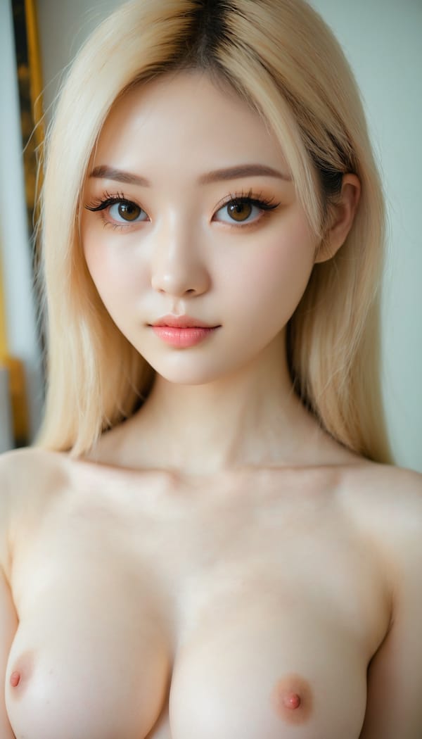 Tags: 21872187, SDXL
{"3": {"inputs": {"seed": 993438838778732, "steps": 64, "cfg": 7.49, "sampler_name": "dpmpp_2m", "scheduler": "karras", "denoise": 1.0, "model": ["27", 0], "positive": ["6", 0], "negative": ["7", 0], "latent_image": ["5", 0]}, "class_type": "KSampler"}, "4": {"inputs": {"ckpt_name": "juggernautxl.safetensors"}, "class_type": "CheckpointLoaderSimple"}, "5": {"inputs": {"width": 768, "height": 1344, "batch_size": 1}, "class_type": "EmptyLatentImage"}, "6": {"inputs": {"text": "21 year old girl, (ukrainian:0.98), (taiwanese:1.13), (russian:1.07), (sexy lips:1.08), (pale skin:1.10), (eyelashes:1.12), (beautiful eyes:0.99), (slim:0.97), (temptress:1.14), (detailed face:1.04), (double eyelids:1.06), (cute:1.10), (seductive pose:1.01), (idol:0.98), (blush:1.11), (in a seductive pose:1.12), (large perky breasts:0.98), (cleavage:1.14), (thigh gap:1.04), (an office lady:1.08), (soft lighting:1.04), (skin fuzz:1.04), (natural looking skin:1.02), (candid cinema:1.07), (detailed skin:1.07), (portra:1.08), (film:1.01), (RAW:1.08), (textured skin:1.01)", "clip": ["27", 1]}, "class_type": "CLIPTextEncode"}, "7": {"inputs": {"text": "(open mouth:1.13), (bad hands:1.11), (twisted:1.08), (low resolution:1.06), (watermark:1.13), (worst quality:1.10)", "clip": ["27", 1]}, "class_type": "CLIPTextEncode"}, "8": {"inputs": {"samples": ["3", 0], "vae": ["4", 2]}, "class_type": "VAEDecode"}, "25": {"inputs": {"lora_name": "nudify_xl.safetensors", "strength_model": 0.02, "strength_clip": 0.21, "model": ["4", 0], "clip": ["4", 1]}, "class_type": "LoraLoader"}, "26": {"inputs": {"lora_name": "shirtlift_SDXL_v2.safetensors", "strength_model": 0.06, "strength_clip": 0.1, "model": ["25", 0], "clip": ["25", 1]}, "class_type": "LoraLoader"}, "27": {"inputs": {"lora_name": "PerfectEyesXL.safetensors", "strength_model": 0.04, "strength_clip": 0.13, "model": ["26", 0], "clip": ["26", 1]}, "class_type": "LoraLoader"}, "30": {"inputs": {"model_name": "4x_NMKD-Superscale-SP_178000_G.pth"}, "class_type": "UpscaleModelLoader"}, "31": {"inputs": {"upscale_model": ["30", 0], "image": ["8", 0]}, "class_type": "ImageUpscaleWithModel"}, "32": {"inputs": {"upscale_method": "lanczos", "scale_by": 0.5, "image": ["31", 0]}, "class_type": "ImageScaleBy"}, "33": {"inputs": {"pixels": ["32", 0], "vae": ["4", 2]}, "class_type": "VAEEncode"}, "34": {"inputs": {"seed": 993438838778732, "steps": 64, "cfg": 7.49, "sampler_name": "dpmpp_2m", "scheduler": "karras", "denoise": 0.3, "model": ["27", 0], "positive": ["6", 0], "negative": ["7", 0], "latent_image": ["33", 0]}, "class_type": "KSampler"}, "36": {"inputs": {"samples": ["34", 0], "vae": ["4", 2]}, "class_type": "VAEDecode"}, "39": {"inputs": {"filename_prefix": "comfyapi-1717153479277", "images": ["36", 0]}, "class_type": "SaveImage"}}