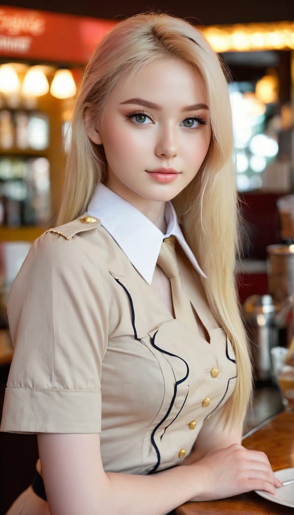 Tags: 21872187, SDXL
{"3": {"inputs": {"seed": 381219225554675, "steps": 32, "cfg": 6.82, "sampler_name": "dpmpp_2m", "scheduler": "karras", "denoise": 1.0, "model": ["27", 0], "positive": ["6", 0], "negative": ["7", 0], "latent_image": ["5", 0]}, "class_type": "KSampler"}, "4": {"inputs": {"ckpt_name": "juggernautxl.safetensors"}, "class_type": "CheckpointLoaderSimple"}, "5": {"inputs": {"width": 768, "height": 1344, "batch_size": 1}, "class_type": "EmptyLatentImage"}, "6": {"inputs": {"text": "22 year old girl, (irish:0.96), (seductive pose:1.14), (cute:0.99), (detailed face:1.12), (seductive facial expression:1.12), (sexy lips:1.00), (blush:1.08), (idol:1.09), (eyelashes:1.04), (temptress:0.99), (double eyelids:1.09), (pale skin:0.99), (beautiful eyes:0.97), (slim:1.02), (in a seductive pose:0.96), (large perky breasts:1.01), (cleavage:0.96), (thigh gap:0.95), (a waitress in uniform:1.07) working at a restaurant, (textured skin:1.04), (soft lighting:1.04), (candid cinema:1.06), (detailed skin:1.08), (film:1.01), (skin fuzz:1.00), (natural looking skin:1.04), (RAW:1.08), (portra:1.04)", "clip": ["27", 1]}, "class_type": "CLIPTextEncode"}, "7": {"inputs": {"text": "(low resolution:1.14), (open mouth:1.12), (bad hands:1.09), (twisted:1.08), (worst quality:1.10), (distorted:1.12)", "clip": ["27", 1]}, "class_type": "CLIPTextEncode"}, "8": {"inputs": {"samples": ["3", 0], "vae": ["4", 2]}, "class_type": "VAEDecode"}, "25": {"inputs": {"lora_name": "nudify_xl.safetensors", "strength_model": 0.28, "strength_clip": 0.23, "model": ["4", 0], "clip": ["4", 1]}, "class_type": "LoraLoader"}, "26": {"inputs": {"lora_name": "shirtlift_SDXL_v2.safetensors", "strength_model": 0.08, "strength_clip": 0.02, "model": ["25", 0], "clip": ["25", 1]}, "class_type": "LoraLoader"}, "27": {"inputs": {"lora_name": "PerfectEyesXL.safetensors", "strength_model": 0.17, "strength_clip": 0.06, "model": ["26", 0], "clip": ["26", 1]}, "class_type": "LoraLoader"}, "30": {"inputs": {"model_name": "4x_NMKD-Superscale-SP_178000_G.pth"}, "class_type": "UpscaleModelLoader"}, "31": {"inputs": {"upscale_model": ["30", 0], "image": ["8", 0]}, "class_type": "ImageUpscaleWithModel"}, "32": {"inputs": {"upscale_method": "lanczos", "scale_by": 0.5, "image": ["31", 0]}, "class_type": "ImageScaleBy"}, "33": {"inputs": {"pixels": ["32", 0], "vae": ["4", 2]}, "class_type": "VAEEncode"}, "34": {"inputs": {"seed": 381219225554675, "steps": 32, "cfg": 6.82, "sampler_name": "dpmpp_2m", "scheduler": "karras", "denoise": 0.3, "model": ["27", 0], "positive": ["6", 0], "negative": ["7", 0], "latent_image": ["33", 0]}, "class_type": "KSampler"}, "36": {"inputs": {"samples": ["34", 0], "vae": ["4", 2]}, "class_type": "VAEDecode"}, "39": {"inputs": {"filename_prefix": "comfyapi-1725365144129", "images": ["36", 0]}, "class_type": "SaveImage"}}