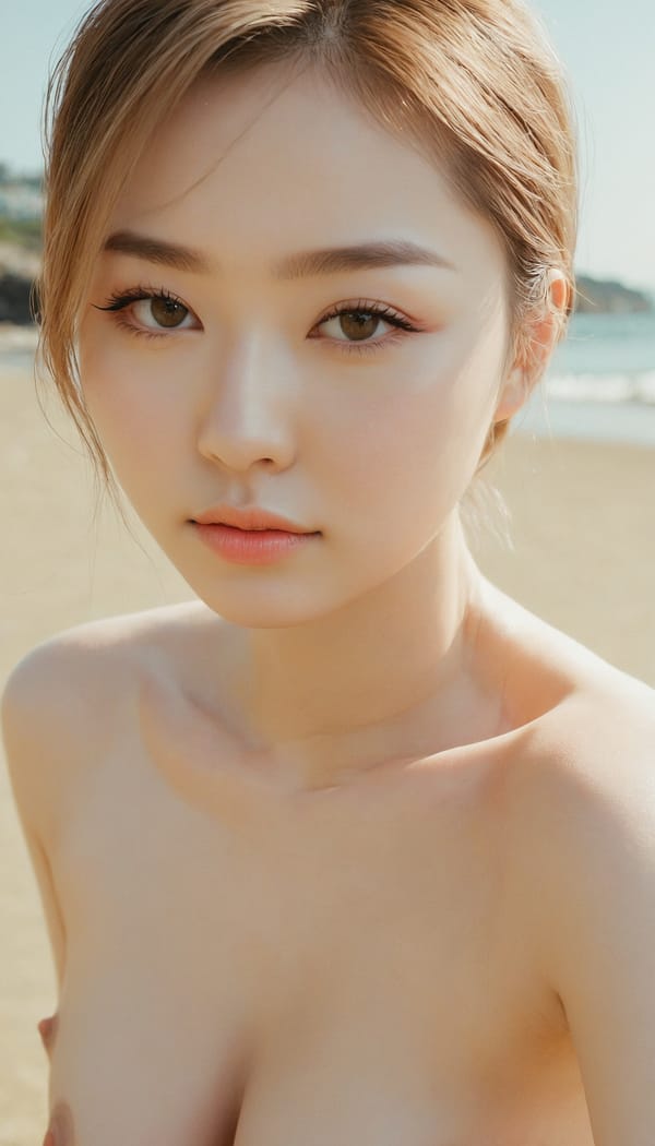 Tags: 21872187, SDXL
{"3": {"inputs": {"seed": 999914279196208, "steps": 64, "cfg": 5.35, "sampler_name": "dpmpp_2m", "scheduler": "karras", "denoise": 1.0, "model": ["27", 0], "positive": ["6", 0], "negative": ["7", 0], "latent_image": ["5", 0]}, "class_type": "KSampler"}, "4": {"inputs": {"ckpt_name": "juggernautxl.safetensors"}, "class_type": "CheckpointLoaderSimple"}, "5": {"inputs": {"width": 768, "height": 1344, "batch_size": 1}, "class_type": "EmptyLatentImage"}, "6": {"inputs": {"text": "25 year old girl, (russian:1.14), (korean:0.97), (temptress:0.98), (seductive facial expression:1.03), (sexy lips:0.96), (slim:1.00), (eyelashes:0.97), (cute:1.08), (idol:1.13), (seductive pose:1.07), (detailed face:1.09), (pale skin:1.05), (double eyelids:1.04), (blush:1.09), (beautiful eyes:1.04), (on all fours:1.12), (spreading ass cheeks:1.12), (from behind:0.99), (backboob:1.04), strolling (nude:1.03) at a beach, (portra:1.04), (candid cinema:1.03), (textured skin:1.01), (RAW:1.02), (natural looking skin:1.09), (detailed skin:1.02), (skin fuzz:1.06), (soft lighting:1.01), (film:1.08)", "clip": ["27", 1]}, "class_type": "CLIPTextEncode"}, "7": {"inputs": {"text": "(distorted:1.13), (worst quality:1.08), (watermark:1.09), (low resolution:1.09), (twisted:1.10), (bad hands:1.07), (open mouth:1.08)", "clip": ["27", 1]}, "class_type": "CLIPTextEncode"}, "8": {"inputs": {"samples": ["3", 0], "vae": ["4", 2]}, "class_type": "VAEDecode"}, "25": {"inputs": {"lora_name": "nudify_xl.safetensors", "strength_model": 0.18, "strength_clip": 0.33, "model": ["4", 0], "clip": ["4", 1]}, "class_type": "LoraLoader"}, "26": {"inputs": {"lora_name": "shirtlift_SDXL_v2.safetensors", "strength_model": 0.06, "strength_clip": 0.14, "model": ["25", 0], "clip": ["25", 1]}, "class_type": "LoraLoader"}, "27": {"inputs": {"lora_name": "PerfectEyesXL.safetensors", "strength_model": 0.04, "strength_clip": 0.19, "model": ["26", 0], "clip": ["26", 1]}, "class_type": "LoraLoader"}, "30": {"inputs": {"model_name": "4x_NMKD-Superscale-SP_178000_G.pth"}, "class_type": "UpscaleModelLoader"}, "31": {"inputs": {"upscale_model": ["30", 0], "image": ["8", 0]}, "class_type": "ImageUpscaleWithModel"}, "32": {"inputs": {"upscale_method": "lanczos", "scale_by": 0.5, "image": ["31", 0]}, "class_type": "ImageScaleBy"}, "33": {"inputs": {"pixels": ["32", 0], "vae": ["4", 2]}, "class_type": "VAEEncode"}, "34": {"inputs": {"seed": 999914279196208, "steps": 64, "cfg": 5.35, "sampler_name": "dpmpp_2m", "scheduler": "karras", "denoise": 0.3, "model": ["27", 0], "positive": ["6", 0], "negative": ["7", 0], "latent_image": ["33", 0]}, "class_type": "KSampler"}, "36": {"inputs": {"samples": ["34", 0], "vae": ["4", 2]}, "class_type": "VAEDecode"}, "39": {"inputs": {"filename_prefix": "comfyapi-1714929264640", "images": ["36", 0]}, "class_type": "SaveImage"}}