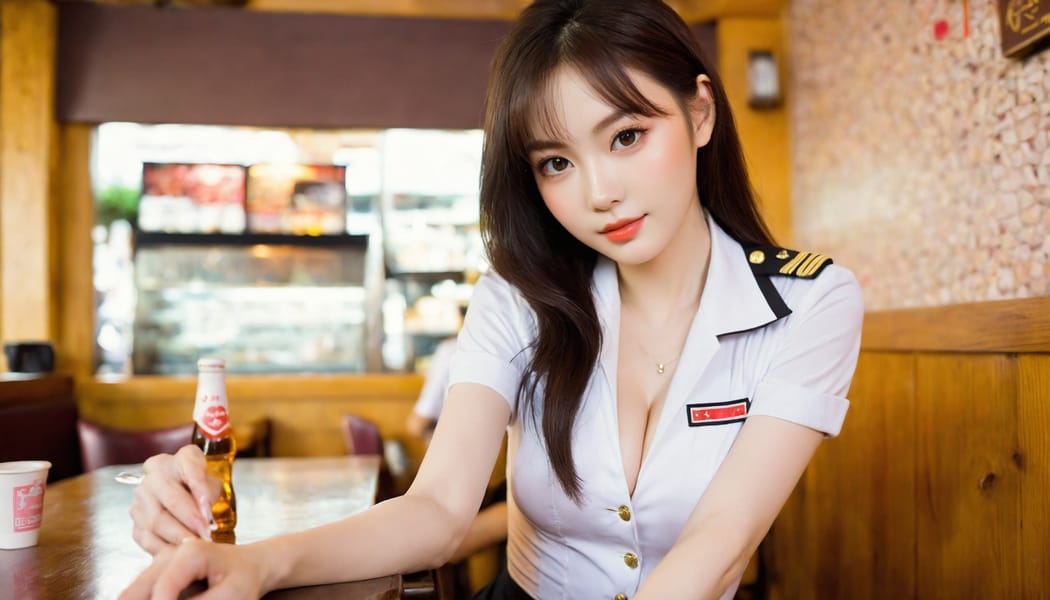 Tags: 21872187, SDXL
{"3": {"inputs": {"seed": 496898360827818, "steps": 64, "cfg": 7.37, "sampler_name": "dpmpp_2m", "scheduler": "karras", "denoise": 1.0, "model": ["27", 0], "positive": ["6", 0], "negative": ["7", 0], "latent_image": ["5", 0]}, "class_type": "KSampler"}, "4": {"inputs": {"ckpt_name": "helloworldxl.safetensors"}, "class_type": "CheckpointLoaderSimple"}, "5": {"inputs": {"width": 1344, "height": 768, "batch_size": 1}, "class_type": "EmptyLatentImage"}, "6": {"inputs": {"text": "25 year old girl, (russian:1.04), (taiwanese:1.02), (ukrainian:1.06), (blush:1.14), (pale skin:1.12), (cute:1.10), (double eyelids:0.99), (eyelashes:1.13), (slim:0.97), (sexy lips:1.09), (idol:1.14), (beautiful eyes:0.96), (detailed face:1.14), (temptress:1.11), (seductive pose:1.03), (in a seductive pose:0.98), (large perky breasts:1.00), (cleavage:1.03), (thigh gap:1.11), (a waitress in uniform:1.10) working at a restaurant, (skin fuzz:1.06), (detailed skin:1.01), (soft lighting:1.00), (RAW:1.07), (textured skin:1.01), (natural looking skin:1.06), (film:1.09), (portra:1.02), (candid cinema:1.08)", "clip": ["27", 1]}, "class_type": "CLIPTextEncode"}, "7": {"inputs": {"text": "(bad hands:1.09), (low resolution:1.05), (open mouth:1.07), (distorted:1.11), (watermark:1.13), (worst quality:1.09), (twisted:1.05)", "clip": ["27", 1]}, "class_type": "CLIPTextEncode"}, "8": {"inputs": {"samples": ["3", 0], "vae": ["4", 2]}, "class_type": "VAEDecode"}, "25": {"inputs": {"lora_name": "nudify_xl.safetensors", "strength_model": 0.13, "strength_clip": 0.35, "model": ["4", 0], "clip": ["4", 1]}, "class_type": "LoraLoader"}, "26": {"inputs": {"lora_name": "shirtlift_SDXL_v2.safetensors", "strength_model": 0.15, "strength_clip": 0.0, "model": ["25", 0], "clip": ["25", 1]}, "class_type": "LoraLoader"}, "27": {"inputs": {"lora_name": "PerfectEyesXL.safetensors", "strength_model": 0.09, "strength_clip": 0.18, "model": ["26", 0], "clip": ["26", 1]}, "class_type": "LoraLoader"}, "30": {"inputs": {"model_name": "4x_NMKD-Superscale-SP_178000_G.pth"}, "class_type": "UpscaleModelLoader"}, "31": {"inputs": {"upscale_model": ["30", 0], "image": ["8", 0]}, "class_type": "ImageUpscaleWithModel"}, "32": {"inputs": {"upscale_method": "lanczos", "scale_by": 0.5, "image": ["31", 0]}, "class_type": "ImageScaleBy"}, "33": {"inputs": {"pixels": ["32", 0], "vae": ["4", 2]}, "class_type": "VAEEncode"}, "34": {"inputs": {"seed": 496898360827818, "steps": 64, "cfg": 7.37, "sampler_name": "dpmpp_2m", "scheduler": "karras", "denoise": 0.3, "model": ["27", 0], "positive": ["6", 0], "negative": ["7", 0], "latent_image": ["33", 0]}, "class_type": "KSampler"}, "36": {"inputs": {"samples": ["34", 0], "vae": ["4", 2]}, "class_type": "VAEDecode"}, "39": {"inputs": {"filename_prefix": "comfyapi-1714189021035", "images": ["36", 0]}, "class_type": "SaveImage"}}