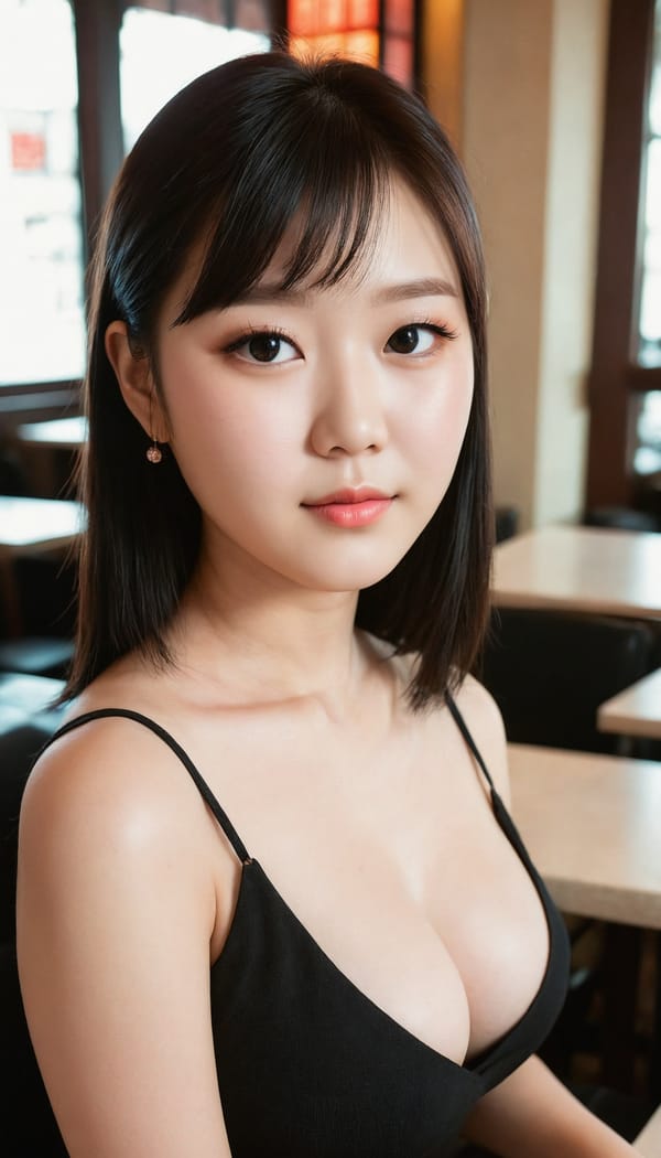 Tags: 21872187, SDXL
{"3": {"inputs": {"seed": 733324452122393, "steps": 32, "cfg": 5.47, "sampler_name": "dpmpp_2m", "scheduler": "karras", "denoise": 1.0, "model": ["27", 0], "positive": ["6", 0], "negative": ["7", 0], "latent_image": ["5", 0]}, "class_type": "KSampler"}, "4": {"inputs": {"ckpt_name": "juggernautXL_v8Rundiffusion.safetensors"}, "class_type": "CheckpointLoaderSimple"}, "5": {"inputs": {"width": 768, "height": 1344, "batch_size": 1}, "class_type": "EmptyLatentImage"}, "6": {"inputs": {"text": "20 year old girl, (chinese:0.97), (korean:0.96), (slim:0.95), (double eyelids:1.11), (idol:1.09), (detailed face:1.02), (blush:1.13), (eyelashes:0.98), (beautiful eyes:1.08), (cute:0.95), (temptress:1.07), (seductive pose:1.10), (pale skin:1.00), (sexy lips:0.95), (in a seductive pose:1.13), (large perky breasts:1.14), (cleavage:1.11), (thigh gap:1.09), (wearing a little black dress:0.97) at a fine dining restaurant, (portra:1.08), (film:1.02), (textured skin:1.08), (soft lighting:1.01), (RAW:1.00), (skin fuzz:1.00), (candid cinema:1.01), (natural looking skin:1.07), (detailed skin:1.00)", "clip": ["27", 1]}, "class_type": "CLIPTextEncode"}, "7": {"inputs": {"text": "(worst quality:1.08), (watermark:1.08), (distorted:1.07), (twisted:1.11), (open mouth:1.11), (bad hands:1.09), (low resolution:1.13)", "clip": ["27", 1]}, "class_type": "CLIPTextEncode"}, "8": {"inputs": {"samples": ["3", 0], "vae": ["4", 2]}, "class_type": "VAEDecode"}, "25": {"inputs": {"lora_name": "nudify_xl.safetensors", "strength_model": 0.37, "strength_clip": 0.2, "model": ["4", 0], "clip": ["4", 1]}, "class_type": "LoraLoader"}, "26": {"inputs": {"lora_name": "shirtlift_SDXL_v2.safetensors", "strength_model": 0.13, "strength_clip": 0.03, "model": ["25", 0], "clip": ["25", 1]}, "class_type": "LoraLoader"}, "27": {"inputs": {"lora_name": "PerfectEyesXL.safetensors", "strength_model": 0.0, "strength_clip": 0.08, "model": ["26", 0], "clip": ["26", 1]}, "class_type": "LoraLoader"}, "30": {"inputs": {"model_name": "4x_NMKD-Superscale-SP_178000_G.pth"}, "class_type": "UpscaleModelLoader"}, "31": {"inputs": {"upscale_model": ["30", 0], "image": ["8", 0]}, "class_type": "ImageUpscaleWithModel"}, "32": {"inputs": {"upscale_method": "lanczos", "scale_by": 0.5, "image": ["31", 0]}, "class_type": "ImageScaleBy"}, "33": {"inputs": {"pixels": ["32", 0], "vae": ["4", 2]}, "class_type": "VAEEncode"}, "34": {"inputs": {"seed": 733324452122393, "steps": 32, "cfg": 5.47, "sampler_name": "dpmpp_2m", "scheduler": "karras", "denoise": 0.3, "model": ["27", 0], "positive": ["6", 0], "negative": ["7", 0], "latent_image": ["33", 0]}, "class_type": "KSampler"}, "36": {"inputs": {"samples": ["34", 0], "vae": ["4", 2]}, "class_type": "VAEDecode"}, "39": {"inputs": {"filename_prefix": "comfyapi-1708266022534", "images": ["36", 0]}, "class_type": "SaveImage"}}