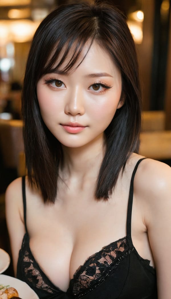 Tags: 21872187, SDXL
{"3": {"inputs": {"seed": 452783604658243, "steps": 64, "cfg": 5.12, "sampler_name": "dpmpp_2m", "scheduler": "karras", "denoise": 1.0, "model": ["27", 0], "positive": ["6", 0], "negative": ["7", 0], "latent_image": ["5", 0]}, "class_type": "KSampler"}, "4": {"inputs": {"ckpt_name": "juggernautxl.safetensors"}, "class_type": "CheckpointLoaderSimple"}, "5": {"inputs": {"width": 768, "height": 1344, "batch_size": 1}, "class_type": "EmptyLatentImage"}, "6": {"inputs": {"text": "25 year old girl, (taiwanese:0.97), (ukrainian:0.95), (slim:1.04), (beautiful eyes:1.10), (temptress:1.08), (sexy lips:1.06), (seductive pose:1.10), (detailed face:0.96), (blush:1.14), (pale skin:1.07), (eyelashes:0.95), (double eyelids:1.07), (seductive facial expression:1.03), (idol:0.95), (cute:1.01), (in a seductive pose:1.11), (large perky breasts:1.04), (cleavage:1.06), (thigh gap:1.12), (wearing a little black dress:1.11) at a fine dining restaurant, (textured skin:1.01), (RAW:1.04), (natural looking skin:1.08), (soft lighting:1.09), (skin fuzz:1.09), (film:1.02), (detailed skin:1.09), (portra:1.05), (candid cinema:1.04)", "clip": ["27", 1]}, "class_type": "CLIPTextEncode"}, "7": {"inputs": {"text": "(low resolution:1.10), (watermark:1.12), (open mouth:1.13), (worst quality:1.13)", "clip": ["27", 1]}, "class_type": "CLIPTextEncode"}, "8": {"inputs": {"samples": ["3", 0], "vae": ["4", 2]}, "class_type": "VAEDecode"}, "25": {"inputs": {"lora_name": "nudify_xl.safetensors", "strength_model": 0.06, "strength_clip": 0.3, "model": ["4", 0], "clip": ["4", 1]}, "class_type": "LoraLoader"}, "26": {"inputs": {"lora_name": "shirtlift_SDXL_v2.safetensors", "strength_model": 0.02, "strength_clip": 0.1, "model": ["25", 0], "clip": ["25", 1]}, "class_type": "LoraLoader"}, "27": {"inputs": {"lora_name": "PerfectEyesXL.safetensors", "strength_model": 0.07, "strength_clip": 0.1, "model": ["26", 0], "clip": ["26", 1]}, "class_type": "LoraLoader"}, "30": {"inputs": {"model_name": "4x_NMKD-Superscale-SP_178000_G.pth"}, "class_type": "UpscaleModelLoader"}, "31": {"inputs": {"upscale_model": ["30", 0], "image": ["8", 0]}, "class_type": "ImageUpscaleWithModel"}, "32": {"inputs": {"upscale_method": "lanczos", "scale_by": 0.5, "image": ["31", 0]}, "class_type": "ImageScaleBy"}, "33": {"inputs": {"pixels": ["32", 0], "vae": ["4", 2]}, "class_type": "VAEEncode"}, "34": {"inputs": {"seed": 452783604658243, "steps": 64, "cfg": 5.12, "sampler_name": "dpmpp_2m", "scheduler": "karras", "denoise": 0.3, "model": ["27", 0], "positive": ["6", 0], "negative": ["7", 0], "latent_image": ["33", 0]}, "class_type": "KSampler"}, "36": {"inputs": {"samples": ["34", 0], "vae": ["4", 2]}, "class_type": "VAEDecode"}, "39": {"inputs": {"filename_prefix": "comfyapi-1734024494942", "images": ["36", 0]}, "class_type": "SaveImage"}}