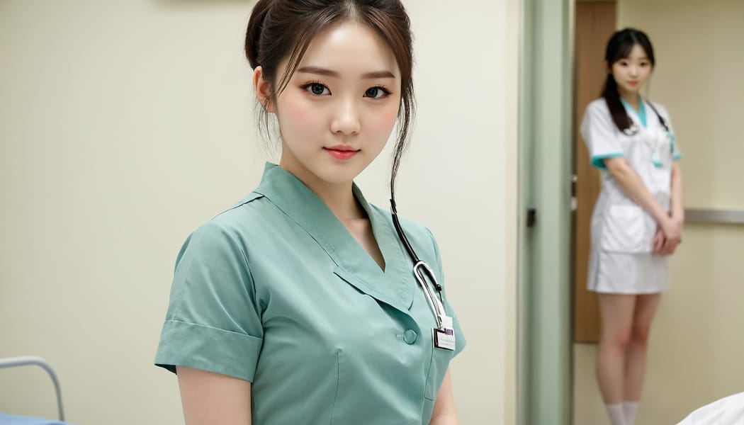 Tags: 21872187, SDXL
{"3": {"inputs": {"seed": 848987032837384, "steps": 32, "cfg": 7.82, "sampler_name": "dpmpp_2m", "scheduler": "karras", "denoise": 1.0, "model": ["27", 0], "positive": ["6", 0], "negative": ["7", 0], "latent_image": ["5", 0]}, "class_type": "KSampler"}, "4": {"inputs": {"ckpt_name": "juggernautXL_v8Rundiffusion.safetensors"}, "class_type": "CheckpointLoaderSimple"}, "5": {"inputs": {"width": 1344, "height": 768, "batch_size": 1}, "class_type": "EmptyLatentImage"}, "6": {"inputs": {"text": "19 year old girl, (korean:1.11), (japanese:1.11), (irish:1.04), (eyelashes:1.03), (seductive facial expression:1.09), (slim:0.97), (cute:1.05), (temptress:1.04), (seductive pose:1.07), (sexy lips:1.05), (beautiful eyes:1.07), (idol:1.14), (pale skin:1.10), (detailed face:1.05), (blush:1.13), (perky ass:1.12), (exposed ass:1.13), (looking back:0.95), (sexy ass:1.01), (thigh gap:0.97), (nurse in uniform:1.02) working in a hospital ward, (portra:1.05), (candid cinema:1.05), (soft lighting:1.03), (film:1.07), (natural looking skin:1.02), (textured skin:1.05), (skin fuzz:1.04)", "clip": ["27", 1]}, "class_type": "CLIPTextEncode"}, "7": {"inputs": {"text": "(watermark:1.05), (worst quality:1.14), (open mouth:1.11), (twisted:1.06), (bad hands:1.12), (low resolution:1.09), (distorted:1.14)", "clip": ["27", 1]}, "class_type": "CLIPTextEncode"}, "8": {"inputs": {"samples": ["3", 0], "vae": ["4", 2]}, "class_type": "VAEDecode"}, "25": {"inputs": {"lora_name": "nudify_xl.safetensors", "strength_model": 0.21, "strength_clip": 0.26, "model": ["4", 0], "clip": ["4", 1]}, "class_type": "LoraLoader"}, "26": {"inputs": {"lora_name": "shirtlift_SDXL_v2.safetensors", "strength_model": 0.08, "strength_clip": 0.0, "model": ["25", 0], "clip": ["25", 1]}, "class_type": "LoraLoader"}, "27": {"inputs": {"lora_name": "PerfectEyesXL.safetensors", "strength_model": 0.04, "strength_clip": 0.0, "model": ["26", 0], "clip": ["26", 1]}, "class_type": "LoraLoader"}, "30": {"inputs": {"model_name": "4x_NMKD-Superscale-SP_178000_G.pth"}, "class_type": "UpscaleModelLoader"}, "31": {"inputs": {"upscale_model": ["30", 0], "image": ["8", 0]}, "class_type": "ImageUpscaleWithModel"}, "32": {"inputs": {"upscale_method": "lanczos", "scale_by": 0.5, "image": ["31", 0]}, "class_type": "ImageScaleBy"}, "33": {"inputs": {"pixels": ["32", 0], "vae": ["4", 2]}, "class_type": "VAEEncode"}, "34": {"inputs": {"seed": 848987032837384, "steps": 32, "cfg": 7.82, "sampler_name": "dpmpp_2m", "scheduler": "karras", "denoise": 0.3, "model": ["27", 0], "positive": ["6", 0], "negative": ["7", 0], "latent_image": ["33", 0]}, "class_type": "KSampler"}, "36": {"inputs": {"samples": ["34", 0], "vae": ["4", 2]}, "class_type": "VAEDecode"}, "39": {"inputs": {"filename_prefix": "comfyapi-1707782854992", "images": ["36", 0]}, "class_type": "SaveImage"}}