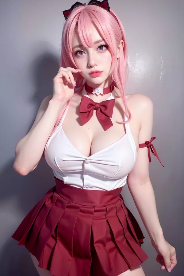 Tags: 21872187
<lora:koreanDollLikeness:0.38>, <lora:YaeMiko_Test:0.61>, maid cafe, stockings, (maid costume:1.11), choker, bowtie, headband, (pleated skirt:1.14), (seductive pose:1.01), extremely detailed eyes, extremely detailed face, cute, (photorealistic:1.06), sexy lips, seductive smile, double eyelids, eyelashes, pale skin, perky breasts, RAW, tall, blush, 1girl, (stunningly attractive:0.94), (dramatic:0.94)
Negative prompt: paintings, anime, black and white, fat, (worst quality:2.08)
Steps: 32, Sampler: DPM++ 2M Karras, CFG scale: 7.01, Seed: 1204986232, Size: 512x768, Model hash: fc2511737a, Model: chilloutmix_NiPrunedFp32Fix, Seed resize from: -1x-1, Denoising strength: 0.4, Version: v1.2.1, Hires upscale: 2.5, Hires steps: 16, Hires upscaler: ESRGAN_4x