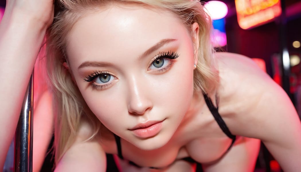 Tags: 21872187, SDXL
{"3": {"inputs": {"seed": 669644234828553, "steps": 32, "cfg": 7.52, "sampler_name": "dpmpp_2m", "scheduler": "karras", "denoise": 1.0, "model": ["27", 0], "positive": ["6", 0], "negative": ["7", 0], "latent_image": ["5", 0]}, "class_type": "KSampler"}, "4": {"inputs": {"ckpt_name": "juggernautxl.safetensors"}, "class_type": "CheckpointLoaderSimple"}, "5": {"inputs": {"width": 1344, "height": 768, "batch_size": 1}, "class_type": "EmptyLatentImage"}, "6": {"inputs": {"text": "22 year old girl, (pale skin:1.01), (double eyelids:1.08), (seductive pose:1.09), (eyelashes:0.98), (beautiful eyes:1.04), (idol:1.09), (detailed face:1.12), (slim:0.96), (sexy lips:0.97), (cute:1.07), (seductive facial expression:1.03), (temptress:1.05), (on all fours:1.14), (spreading ass cheeks:0.98), (from behind:0.95), (backboob:0.95), (a pole dancer:1.13) at a night club, (natural looking skin:1.03), (detailed skin:1.05), (RAW:1.01), (textured skin:1.00), (candid cinema:1.07), (skin fuzz:1.02), (soft lighting:1.06), (portra:1.03), (film:1.02)", "clip": ["27", 1]}, "class_type": "CLIPTextEncode"}, "7": {"inputs": {"text": "(worst quality:1.06), (twisted:1.08), (watermark:1.06), (bad hands:1.14), (open mouth:1.09), (distorted:1.08), (low resolution:1.11)", "clip": ["27", 1]}, "class_type": "CLIPTextEncode"}, "8": {"inputs": {"samples": ["3", 0], "vae": ["4", 2]}, "class_type": "VAEDecode"}, "25": {"inputs": {"lora_name": "nudify_xl.safetensors", "strength_model": 0.25, "strength_clip": 0.38, "model": ["4", 0], "clip": ["4", 1]}, "class_type": "LoraLoader"}, "26": {"inputs": {"lora_name": "shirtlift_SDXL_v2.safetensors", "strength_model": 0.08, "strength_clip": 0.02, "model": ["25", 0], "clip": ["25", 1]}, "class_type": "LoraLoader"}, "27": {"inputs": {"lora_name": "PerfectEyesXL.safetensors", "strength_model": 0.08, "strength_clip": 0.14, "model": ["26", 0], "clip": ["26", 1]}, "class_type": "LoraLoader"}, "30": {"inputs": {"model_name": "4x_NMKD-Superscale-SP_178000_G.pth"}, "class_type": "UpscaleModelLoader"}, "31": {"inputs": {"upscale_model": ["30", 0], "image": ["8", 0]}, "class_type": "ImageUpscaleWithModel"}, "32": {"inputs": {"upscale_method": "lanczos", "scale_by": 0.5, "image": ["31", 0]}, "class_type": "ImageScaleBy"}, "33": {"inputs": {"pixels": ["32", 0], "vae": ["4", 2]}, "class_type": "VAEEncode"}, "34": {"inputs": {"seed": 669644234828553, "steps": 32, "cfg": 7.52, "sampler_name": "dpmpp_2m", "scheduler": "karras", "denoise": 0.3, "model": ["27", 0], "positive": ["6", 0], "negative": ["7", 0], "latent_image": ["33", 0]}, "class_type": "KSampler"}, "36": {"inputs": {"samples": ["34", 0], "vae": ["4", 2]}, "class_type": "VAEDecode"}, "39": {"inputs": {"filename_prefix": "comfyapi-1726600687127", "images": ["36", 0]}, "class_type": "SaveImage"}}