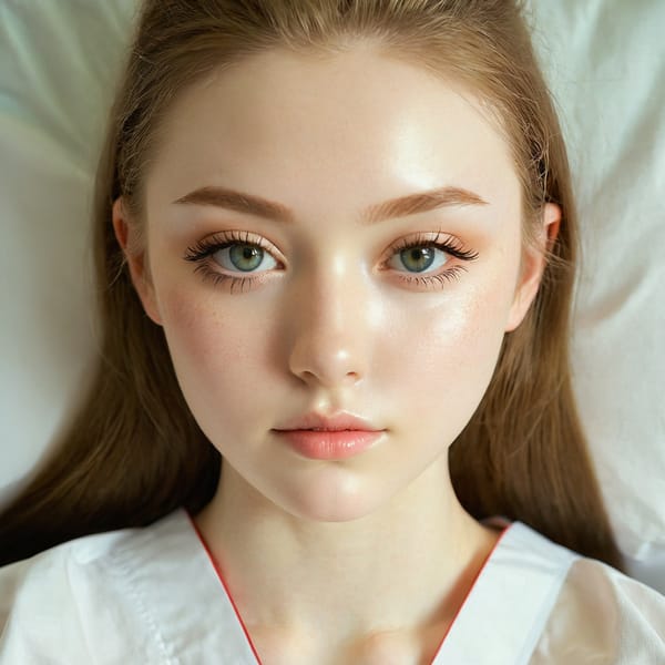 Tags: 21872187, SDXL
{"3": {"inputs": {"seed": 582291933455198, "steps": 32, "cfg": 7.89, "sampler_name": "dpmpp_2m", "scheduler": "karras", "denoise": 1.0, "model": ["27", 0], "positive": ["6", 0], "negative": ["7", 0], "latent_image": ["5", 0]}, "class_type": "KSampler"}, "4": {"inputs": {"ckpt_name": "juggernautxl.safetensors"}, "class_type": "CheckpointLoaderSimple"}, "5": {"inputs": {"width": 1024, "height": 1024, "batch_size": 1}, "class_type": "EmptyLatentImage"}, "6": {"inputs": {"text": "18 year old girl, (irish:1.06), (eyelashes:1.02), (sexy lips:1.04), (detailed face:1.04), (slim:1.08), (pale skin:1.11), (temptress:1.11), (idol:1.08), (blush:1.12), (cute:1.05), (beautiful eyes:1.12), (seductive pose:1.04), (double eyelids:1.05), (seductive facial expression:1.05), (in a seductive pose:1.06), (large perky breasts:1.14), (cleavage:0.95), (thigh gap:1.08), (nurse in uniform:1.04) working in a hospital ward, (candid cinema:1.07), (RAW:1.00), (soft lighting:1.07), (textured skin:1.04), (portra:1.02), (film:1.00), (natural looking skin:1.09), (detailed skin:1.01), (skin fuzz:1.02)", "clip": ["27", 1]}, "class_type": "CLIPTextEncode"}, "7": {"inputs": {"text": "(bad hands:1.14), (distorted:1.08), (worst quality:1.09), (low resolution:1.09), (watermark:1.09), (twisted:1.05), (open mouth:1.10)", "clip": ["27", 1]}, "class_type": "CLIPTextEncode"}, "8": {"inputs": {"samples": ["3", 0], "vae": ["4", 2]}, "class_type": "VAEDecode"}, "25": {"inputs": {"lora_name": "nudify_xl.safetensors", "strength_model": 0.23, "strength_clip": 0.02, "model": ["4", 0], "clip": ["4", 1]}, "class_type": "LoraLoader"}, "26": {"inputs": {"lora_name": "shirtlift_SDXL_v2.safetensors", "strength_model": 0.01, "strength_clip": 0.16, "model": ["25", 0], "clip": ["25", 1]}, "class_type": "LoraLoader"}, "27": {"inputs": {"lora_name": "PerfectEyesXL.safetensors", "strength_model": 0.14, "strength_clip": 0.06, "model": ["26", 0], "clip": ["26", 1]}, "class_type": "LoraLoader"}, "30": {"inputs": {"model_name": "4x_NMKD-Superscale-SP_178000_G.pth"}, "class_type": "UpscaleModelLoader"}, "31": {"inputs": {"upscale_model": ["30", 0], "image": ["8", 0]}, "class_type": "ImageUpscaleWithModel"}, "32": {"inputs": {"upscale_method": "lanczos", "scale_by": 0.5, "image": ["31", 0]}, "class_type": "ImageScaleBy"}, "33": {"inputs": {"pixels": ["32", 0], "vae": ["4", 2]}, "class_type": "VAEEncode"}, "34": {"inputs": {"seed": 582291933455198, "steps": 32, "cfg": 7.89, "sampler_name": "dpmpp_2m", "scheduler": "karras", "denoise": 0.3, "model": ["27", 0], "positive": ["6", 0], "negative": ["7", 0], "latent_image": ["33", 0]}, "class_type": "KSampler"}, "36": {"inputs": {"samples": ["34", 0], "vae": ["4", 2]}, "class_type": "VAEDecode"}, "39": {"inputs": {"filename_prefix": "comfyapi-1723915486179", "images": ["36", 0]}, "class_type": "SaveImage"}}