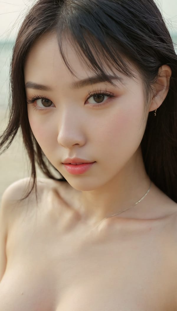 Tags: 21872187, SDXL
{"3": {"inputs": {"seed": 342143621078762, "steps": 64, "cfg": 5.29, "sampler_name": "dpmpp_2m", "scheduler": "karras", "denoise": 1.0, "model": ["27", 0], "positive": ["6", 0], "negative": ["7", 0], "latent_image": ["5", 0]}, "class_type": "KSampler"}, "4": {"inputs": {"ckpt_name": "juggernautxl.safetensors"}, "class_type": "CheckpointLoaderSimple"}, "5": {"inputs": {"width": 768, "height": 1344, "batch_size": 1}, "class_type": "EmptyLatentImage"}, "6": {"inputs": {"text": "23 year old girl, (ukrainian:1.12), (taiwanese:1.08), (pale skin:1.06), (sexy lips:1.03), (blush:1.01), (slim:1.14), (detailed face:1.01), (cute:0.99), (eyelashes:1.08), (seductive facial expression:0.97), (beautiful eyes:1.01), (double eyelids:0.99), (idol:1.11), (in a seductive pose:1.13), (large perky breasts:0.97), (cleavage:1.08), (thigh gap:1.01), strolling (nude:1.09) at a beach, (film:1.02), (textured skin:1.05), (candid cinema:1.08), (soft lighting:1.04), (detailed skin:1.09), (RAW:1.06), (portra:1.02), (skin fuzz:1.03), (natural looking skin:1.06)", "clip": ["27", 1]}, "class_type": "CLIPTextEncode"}, "7": {"inputs": {"text": "(bad hands:1.14), (worst quality:1.08), (distorted:1.13), (twisted:1.09), (low resolution:1.09), (watermark:1.06), (open mouth:1.08)", "clip": ["27", 1]}, "class_type": "CLIPTextEncode"}, "8": {"inputs": {"samples": ["3", 0], "vae": ["4", 2]}, "class_type": "VAEDecode"}, "25": {"inputs": {"lora_name": "nudify_xl.safetensors", "strength_model": 0.02, "strength_clip": 0.01, "model": ["4", 0], "clip": ["4", 1]}, "class_type": "LoraLoader"}, "26": {"inputs": {"lora_name": "shirtlift_SDXL_v2.safetensors", "strength_model": 0.09, "strength_clip": 0.04, "model": ["25", 0], "clip": ["25", 1]}, "class_type": "LoraLoader"}, "27": {"inputs": {"lora_name": "PerfectEyesXL.safetensors", "strength_model": 0.0, "strength_clip": 0.05, "model": ["26", 0], "clip": ["26", 1]}, "class_type": "LoraLoader"}, "30": {"inputs": {"model_name": "4x_NMKD-Superscale-SP_178000_G.pth"}, "class_type": "UpscaleModelLoader"}, "31": {"inputs": {"upscale_model": ["30", 0], "image": ["8", 0]}, "class_type": "ImageUpscaleWithModel"}, "32": {"inputs": {"upscale_method": "lanczos", "scale_by": 0.5, "image": ["31", 0]}, "class_type": "ImageScaleBy"}, "33": {"inputs": {"pixels": ["32", 0], "vae": ["4", 2]}, "class_type": "VAEEncode"}, "34": {"inputs": {"seed": 342143621078762, "steps": 64, "cfg": 5.29, "sampler_name": "dpmpp_2m", "scheduler": "karras", "denoise": 0.3, "model": ["27", 0], "positive": ["6", 0], "negative": ["7", 0], "latent_image": ["33", 0]}, "class_type": "KSampler"}, "36": {"inputs": {"samples": ["34", 0], "vae": ["4", 2]}, "class_type": "VAEDecode"}, "39": {"inputs": {"filename_prefix": "comfyapi-1714259366356", "images": ["36", 0]}, "class_type": "SaveImage"}}