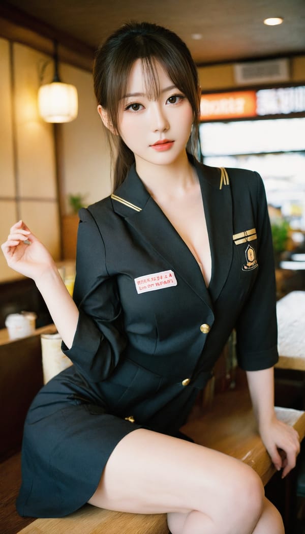 Tags: 21872187, SDXL
{"3": {"inputs": {"seed": 164406427589160, "steps": 32, "cfg": 6.13, "sampler_name": "dpmpp_2m", "scheduler": "karras", "denoise": 1.0, "model": ["27", 0], "positive": ["6", 0], "negative": ["7", 0], "latent_image": ["5", 0]}, "class_type": "KSampler"}, "4": {"inputs": {"ckpt_name": "leosamsHelloworldSDXL_helloworldSDXL32DPO.safetensors"}, "class_type": "CheckpointLoaderSimple"}, "5": {"inputs": {"width": 768, "height": 1344, "batch_size": 1}, "class_type": "EmptyLatentImage"}, "6": {"inputs": {"text": "24 year old girl, (japanese:1.06), (temptress:0.97), (slim:0.95), (cute:1.14), (pale skin:1.06), (seductive facial expression:0.96), (eyelashes:0.99), (sexy lips:0.97), (beautiful eyes:1.07), (seductive pose:0.99), (blush:0.99), (detailed face:1.04), (idol:0.96), (double eyelids:1.07), (in a seductive pose:0.99), (large perky breasts:0.97), (cleavage:0.99), (thigh gap:1.03), (a waitress in uniform:1.05) working at a restaurant, (natural looking skin:1.09), (film:1.07), (textured skin:1.06), (detailed skin:1.04), (portra:1.03), (candid cinema:1.04), (soft lighting:1.00), (skin fuzz:1.09), (RAW:1.05)", "clip": ["27", 1]}, "class_type": "CLIPTextEncode"}, "7": {"inputs": {"text": "(bad hands:1.06), (twisted:1.14), (distorted:1.05), (watermark:1.09), (open mouth:1.09), (low resolution:1.14), (worst quality:1.12)", "clip": ["27", 1]}, "class_type": "CLIPTextEncode"}, "8": {"inputs": {"samples": ["3", 0], "vae": ["4", 2]}, "class_type": "VAEDecode"}, "25": {"inputs": {"lora_name": "nudify_xl.safetensors", "strength_model": 0.16, "strength_clip": 0.06, "model": ["4", 0], "clip": ["4", 1]}, "class_type": "LoraLoader"}, "26": {"inputs": {"lora_name": "shirtlift_SDXL_v2.safetensors", "strength_model": 0.14, "strength_clip": 0.19, "model": ["25", 0], "clip": ["25", 1]}, "class_type": "LoraLoader"}, "27": {"inputs": {"lora_name": "PerfectEyesXL.safetensors", "strength_model": 0.15, "strength_clip": 0.02, "model": ["26", 0], "clip": ["26", 1]}, "class_type": "LoraLoader"}, "30": {"inputs": {"model_name": "4x_NMKD-Superscale-SP_178000_G.pth"}, "class_type": "UpscaleModelLoader"}, "31": {"inputs": {"upscale_model": ["30", 0], "image": ["8", 0]}, "class_type": "ImageUpscaleWithModel"}, "32": {"inputs": {"upscale_method": "lanczos", "scale_by": 0.5, "image": ["31", 0]}, "class_type": "ImageScaleBy"}, "33": {"inputs": {"pixels": ["32", 0], "vae": ["4", 2]}, "class_type": "VAEEncode"}, "34": {"inputs": {"seed": 164406427589160, "steps": 32, "cfg": 6.13, "sampler_name": "dpmpp_2m", "scheduler": "karras", "denoise": 0.3, "model": ["27", 0], "positive": ["6", 0], "negative": ["7", 0], "latent_image": ["33", 0]}, "class_type": "KSampler"}, "36": {"inputs": {"samples": ["34", 0], "vae": ["4", 2]}, "class_type": "VAEDecode"}, "39": {"inputs": {"filename_prefix": "comfyapi-1707619084042", "images": ["36", 0]}, "class_type": "SaveImage"}}