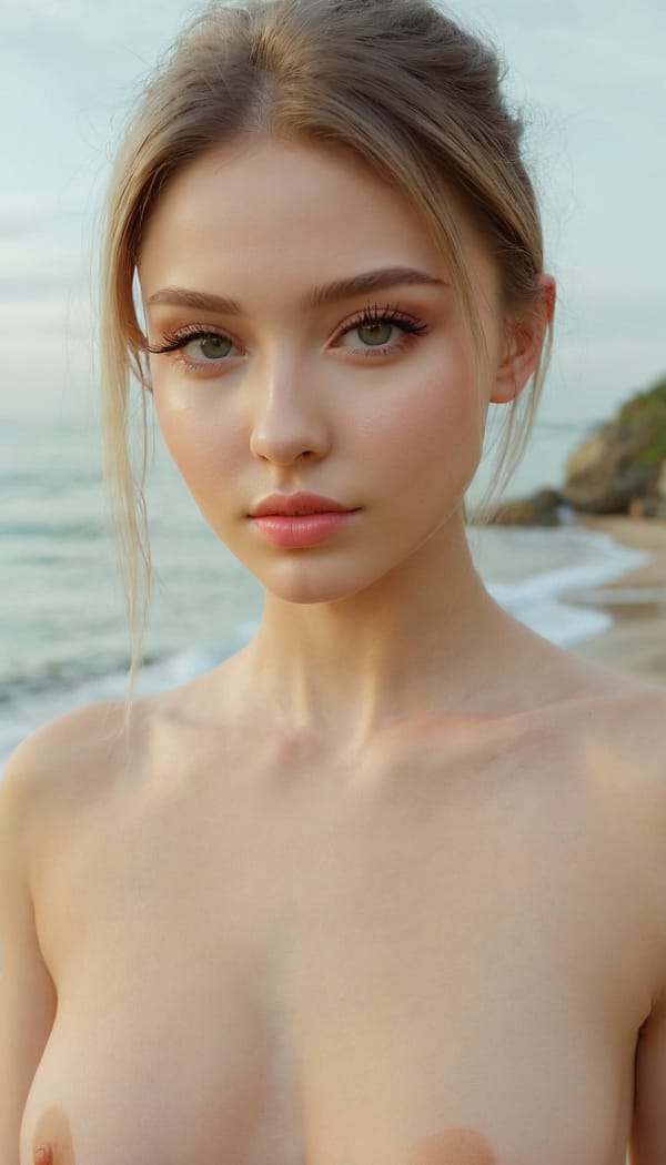 Tags: 21872187, SDXL
{"3": {"inputs": {"seed": 723005138671774, "steps": 64, "cfg": 7.71, "sampler_name": "dpmpp_2m", "scheduler": "karras", "denoise": 1.0, "model": ["27", 0], "positive": ["6", 0], "negative": ["7", 0], "latent_image": ["5", 0]}, "class_type": "KSampler"}, "4": {"inputs": {"ckpt_name": "juggernautxl.safetensors"}, "class_type": "CheckpointLoaderSimple"}, "5": {"inputs": {"width": 768, "height": 1344, "batch_size": 1}, "class_type": "EmptyLatentImage"}, "6": {"inputs": {"text": "24 year old girl, (ukrainian:1.10), (sexy lips:1.06), (slim:0.95), (blush:1.06), (beautiful eyes:1.09), (detailed face:1.09), (eyelashes:0.97), (temptress:0.99), (pale skin:0.96), (idol:1.14), (double eyelids:1.04), (seductive facial expression:1.03), (seductive pose:1.13), (perky ass:0.99), (exposed ass:1.06), (looking back:1.09), (sexy ass:1.08), (thigh gap:1.08), strolling (nude:0.95) at a beach, (candid cinema:1.02), (RAW:1.02), (textured skin:1.02), (soft lighting:1.02), (film:1.01), (detailed skin:1.02), (skin fuzz:1.07), (portra:1.01), (natural looking skin:1.01)", "clip": ["27", 1]}, "class_type": "CLIPTextEncode"}, "7": {"inputs": {"text": "(watermark:1.14), (bad hands:1.10), (open mouth:1.10), (distorted:1.14), (low resolution:1.10), (twisted:1.07), (worst quality:1.09)", "clip": ["27", 1]}, "class_type": "CLIPTextEncode"}, "8": {"inputs": {"samples": ["3", 0], "vae": ["4", 2]}, "class_type": "VAEDecode"}, "25": {"inputs": {"lora_name": "nudify_xl.safetensors", "strength_model": 0.05, "strength_clip": 0.04, "model": ["4", 0], "clip": ["4", 1]}, "class_type": "LoraLoader"}, "26": {"inputs": {"lora_name": "shirtlift_SDXL_v2.safetensors", "strength_model": 0.12, "strength_clip": 0.14, "model": ["25", 0], "clip": ["25", 1]}, "class_type": "LoraLoader"}, "27": {"inputs": {"lora_name": "PerfectEyesXL.safetensors", "strength_model": 0.14, "strength_clip": 0.18, "model": ["26", 0], "clip": ["26", 1]}, "class_type": "LoraLoader"}, "30": {"inputs": {"model_name": "4x_NMKD-Superscale-SP_178000_G.pth"}, "class_type": "UpscaleModelLoader"}, "31": {"inputs": {"upscale_model": ["30", 0], "image": ["8", 0]}, "class_type": "ImageUpscaleWithModel"}, "32": {"inputs": {"upscale_method": "lanczos", "scale_by": 0.5, "image": ["31", 0]}, "class_type": "ImageScaleBy"}, "33": {"inputs": {"pixels": ["32", 0], "vae": ["4", 2]}, "class_type": "VAEEncode"}, "34": {"inputs": {"seed": 723005138671774, "steps": 64, "cfg": 7.71, "sampler_name": "dpmpp_2m", "scheduler": "karras", "denoise": 0.3, "model": ["27", 0], "positive": ["6", 0], "negative": ["7", 0], "latent_image": ["33", 0]}, "class_type": "KSampler"}, "36": {"inputs": {"samples": ["34", 0], "vae": ["4", 2]}, "class_type": "VAEDecode"}, "39": {"inputs": {"filename_prefix": "comfyapi-1730496480178", "images": ["36", 0]}, "class_type": "SaveImage"}}