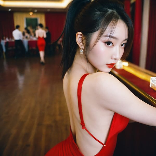 Tags: 21872187, SDXL
{"3": {"inputs": {"seed": 279965448857024, "steps": 64, "cfg": 7.15, "sampler_name": "dpmpp_2m", "scheduler": "karras", "denoise": 1.0, "model": ["27", 0], "positive": ["6", 0], "negative": ["7", 0], "latent_image": ["5", 0]}, "class_type": "KSampler"}, "4": {"inputs": {"ckpt_name": "helloworldxl.safetensors"}, "class_type": "CheckpointLoaderSimple"}, "5": {"inputs": {"width": 1024, "height": 1024, "batch_size": 1}, "class_type": "EmptyLatentImage"}, "6": {"inputs": {"text": "24 year old girl, (chinese:1.09), (temptress:0.97), (slim:1.13), (detailed face:1.00), (idol:1.05), (eyelashes:1.05), (double eyelids:1.00), (pale skin:0.95), (seductive facial expression:1.12), (beautiful eyes:0.99), (sexy lips:1.11), (seductive pose:1.03), (blush:1.05), (perky ass:1.05), (exposed ass:1.13), (looking back:0.98), (sexy ass:1.09), (thigh gap:0.98), (wearing a low-cut red dress:1.02) at a ballroom, (textured skin:1.05), (candid cinema:1.09), (film:1.03), (detailed skin:1.05), (RAW:1.06), (portra:1.04), (skin fuzz:1.04), (natural looking skin:1.05), (soft lighting:1.03)", "clip": ["27", 1]}, "class_type": "CLIPTextEncode"}, "7": {"inputs": {"text": "(worst quality:1.10), (bad hands:1.07), (twisted:1.12), (low resolution:1.13), (distorted:1.12), (open mouth:1.06), (watermark:1.05)", "clip": ["27", 1]}, "class_type": "CLIPTextEncode"}, "8": {"inputs": {"samples": ["3", 0], "vae": ["4", 2]}, "class_type": "VAEDecode"}, "25": {"inputs": {"lora_name": "nudify_xl.safetensors", "strength_model": 0.29, "strength_clip": 0.16, "model": ["4", 0], "clip": ["4", 1]}, "class_type": "LoraLoader"}, "26": {"inputs": {"lora_name": "shirtlift_SDXL_v2.safetensors", "strength_model": 0.12, "strength_clip": 0.05, "model": ["25", 0], "clip": ["25", 1]}, "class_type": "LoraLoader"}, "27": {"inputs": {"lora_name": "PerfectEyesXL.safetensors", "strength_model": 0.0, "strength_clip": 0.12, "model": ["26", 0], "clip": ["26", 1]}, "class_type": "LoraLoader"}, "30": {"inputs": {"model_name": "4x_NMKD-Superscale-SP_178000_G.pth"}, "class_type": "UpscaleModelLoader"}, "31": {"inputs": {"upscale_model": ["30", 0], "image": ["8", 0]}, "class_type": "ImageUpscaleWithModel"}, "32": {"inputs": {"upscale_method": "lanczos", "scale_by": 0.5, "image": ["31", 0]}, "class_type": "ImageScaleBy"}, "33": {"inputs": {"pixels": ["32", 0], "vae": ["4", 2]}, "class_type": "VAEEncode"}, "34": {"inputs": {"seed": 279965448857024, "steps": 64, "cfg": 7.15, "sampler_name": "dpmpp_2m", "scheduler": "karras", "denoise": 0.3, "model": ["27", 0], "positive": ["6", 0], "negative": ["7", 0], "latent_image": ["33", 0]}, "class_type": "KSampler"}, "36": {"inputs": {"samples": ["34", 0], "vae": ["4", 2]}, "class_type": "VAEDecode"}, "39": {"inputs": {"filename_prefix": "comfyapi-1714797722031", "images": ["36", 0]}, "class_type": "SaveImage"}}