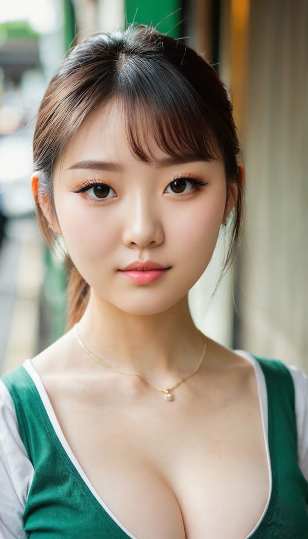 Tags: 21872187, SDXL
{"3": {"inputs": {"seed": 292693927069557, "steps": 64, "cfg": 7.81, "sampler_name": "dpmpp_2m", "scheduler": "karras", "denoise": 1.0, "model": ["27", 0], "positive": ["6", 0], "negative": ["7", 0], "latent_image": ["5", 0]}, "class_type": "KSampler"}, "4": {"inputs": {"ckpt_name": "juggernautxl.safetensors"}, "class_type": "CheckpointLoaderSimple"}, "5": {"inputs": {"width": 768, "height": 1344, "batch_size": 1}, "class_type": "EmptyLatentImage"}, "6": {"inputs": {"text": "23 year old girl, (taiwanese:1.01), (irish:1.02), (double eyelids:1.06), (seductive facial expression:1.09), (blush:1.04), (seductive pose:0.96), (beautiful eyes:1.04), (detailed face:1.10), (slim:1.02), (sexy lips:1.02), (idol:1.14), (pale skin:1.09), (cute:0.97), (temptress:0.95), (eyelashes:1.14), (in a seductive pose:0.95), (large perky breasts:1.02), (cleavage:1.03), (thigh gap:0.95), (school uniform:0.96), choker, busy street, (soft lighting:1.06), (natural looking skin:1.04), (skin fuzz:1.00), (film:1.03), (detailed skin:1.09), (RAW:1.03), (textured skin:1.07), (candid cinema:1.09), (portra:1.07)", "clip": ["27", 1]}, "class_type": "CLIPTextEncode"}, "7": {"inputs": {"text": "(twisted:1.12), (worst quality:1.13), (open mouth:1.05), (distorted:1.08), (bad hands:1.11), (low resolution:1.08), (watermark:1.10)", "clip": ["27", 1]}, "class_type": "CLIPTextEncode"}, "8": {"inputs": {"samples": ["3", 0], "vae": ["4", 2]}, "class_type": "VAEDecode"}, "25": {"inputs": {"lora_name": "nudify_xl.safetensors", "strength_model": 0.36, "strength_clip": 0.33, "model": ["4", 0], "clip": ["4", 1]}, "class_type": "LoraLoader"}, "26": {"inputs": {"lora_name": "shirtlift_SDXL_v2.safetensors", "strength_model": 0.11, "strength_clip": 0.16, "model": ["25", 0], "clip": ["25", 1]}, "class_type": "LoraLoader"}, "27": {"inputs": {"lora_name": "PerfectEyesXL.safetensors", "strength_model": 0.03, "strength_clip": 0.03, "model": ["26", 0], "clip": ["26", 1]}, "class_type": "LoraLoader"}, "30": {"inputs": {"model_name": "4x_NMKD-Superscale-SP_178000_G.pth"}, "class_type": "UpscaleModelLoader"}, "31": {"inputs": {"upscale_model": ["30", 0], "image": ["8", 0]}, "class_type": "ImageUpscaleWithModel"}, "32": {"inputs": {"upscale_method": "lanczos", "scale_by": 0.5, "image": ["31", 0]}, "class_type": "ImageScaleBy"}, "33": {"inputs": {"pixels": ["32", 0], "vae": ["4", 2]}, "class_type": "VAEEncode"}, "34": {"inputs": {"seed": 292693927069557, "steps": 64, "cfg": 7.81, "sampler_name": "dpmpp_2m", "scheduler": "karras", "denoise": 0.3, "model": ["27", 0], "positive": ["6", 0], "negative": ["7", 0], "latent_image": ["33", 0]}, "class_type": "KSampler"}, "36": {"inputs": {"samples": ["34", 0], "vae": ["4", 2]}, "class_type": "VAEDecode"}, "39": {"inputs": {"filename_prefix": "comfyapi-1716956916565", "images": ["36", 0]}, "class_type": "SaveImage"}}