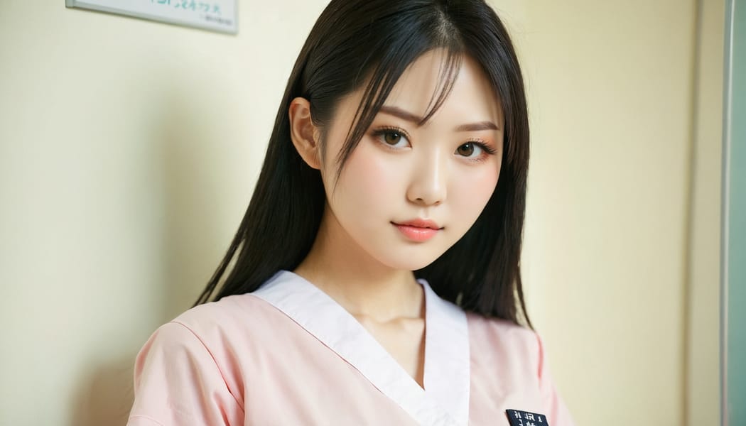 Tags: 21872187, SDXL
{"3": {"inputs": {"seed": 477979013856176, "steps": 64, "cfg": 7.54, "sampler_name": "dpmpp_2m", "scheduler": "karras", "denoise": 1.0, "model": ["27", 0], "positive": ["6", 0], "negative": ["7", 0], "latent_image": ["5", 0]}, "class_type": "KSampler"}, "4": {"inputs": {"ckpt_name": "juggernautxl.safetensors"}, "class_type": "CheckpointLoaderSimple"}, "5": {"inputs": {"width": 1344, "height": 768, "batch_size": 1}, "class_type": "EmptyLatentImage"}, "6": {"inputs": {"text": "25 year old girl, (japanese:1.12), (sexy lips:1.05), (blush:1.12), (detailed face:1.09), (beautiful eyes:1.09), (slim:1.04), (double eyelids:1.09), (cute:1.03), (temptress:1.09), (pale skin:0.95), (seductive facial expression:1.01), (seductive pose:1.07), (eyelashes:1.05), (idol:0.95), (in a seductive pose:0.97), (large perky breasts:1.12), (cleavage:0.98), (thigh gap:1.07), (nurse in uniform:1.07) working in a hospital ward, (RAW:1.07), (detailed skin:1.04), (candid cinema:1.03), (textured skin:1.09), (skin fuzz:1.03), (natural looking skin:1.08), (portra:1.00), (film:1.07), (soft lighting:1.01)", "clip": ["27", 1]}, "class_type": "CLIPTextEncode"}, "7": {"inputs": {"text": "(watermark:1.08), (twisted:1.06), (bad hands:1.06), (worst quality:1.11), (low resolution:1.13), (open mouth:1.06), (distorted:1.10)", "clip": ["27", 1]}, "class_type": "CLIPTextEncode"}, "8": {"inputs": {"samples": ["3", 0], "vae": ["4", 2]}, "class_type": "VAEDecode"}, "25": {"inputs": {"lora_name": "nudify_xl.safetensors", "strength_model": 0.34, "strength_clip": 0.27, "model": ["4", 0], "clip": ["4", 1]}, "class_type": "LoraLoader"}, "26": {"inputs": {"lora_name": "shirtlift_SDXL_v2.safetensors", "strength_model": 0.12, "strength_clip": 0.01, "model": ["25", 0], "clip": ["25", 1]}, "class_type": "LoraLoader"}, "27": {"inputs": {"lora_name": "PerfectEyesXL.safetensors", "strength_model": 0.12, "strength_clip": 0.06, "model": ["26", 0], "clip": ["26", 1]}, "class_type": "LoraLoader"}, "30": {"inputs": {"model_name": "4x_NMKD-Superscale-SP_178000_G.pth"}, "class_type": "UpscaleModelLoader"}, "31": {"inputs": {"upscale_model": ["30", 0], "image": ["8", 0]}, "class_type": "ImageUpscaleWithModel"}, "32": {"inputs": {"upscale_method": "lanczos", "scale_by": 0.5, "image": ["31", 0]}, "class_type": "ImageScaleBy"}, "33": {"inputs": {"pixels": ["32", 0], "vae": ["4", 2]}, "class_type": "VAEEncode"}, "34": {"inputs": {"seed": 477979013856176, "steps": 64, "cfg": 7.54, "sampler_name": "dpmpp_2m", "scheduler": "karras", "denoise": 0.3, "model": ["27", 0], "positive": ["6", 0], "negative": ["7", 0], "latent_image": ["33", 0]}, "class_type": "KSampler"}, "36": {"inputs": {"samples": ["34", 0], "vae": ["4", 2]}, "class_type": "VAEDecode"}, "39": {"inputs": {"filename_prefix": "comfyapi-1714238703589", "images": ["36", 0]}, "class_type": "SaveImage"}}