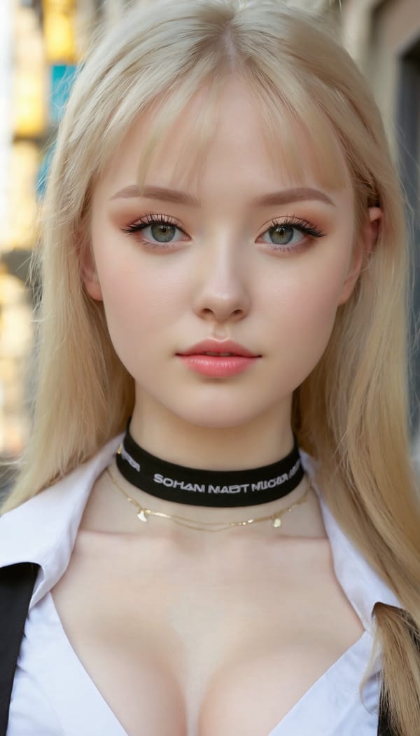 Tags: 21872187, SDXL
{"3": {"inputs": {"seed": 866170339372998, "steps": 32, "cfg": 5.97, "sampler_name": "dpmpp_2m", "scheduler": "karras", "denoise": 1.0, "model": ["27", 0], "positive": ["6", 0], "negative": ["7", 0], "latent_image": ["5", 0]}, "class_type": "KSampler"}, "4": {"inputs": {"ckpt_name": "juggernautxl.safetensors"}, "class_type": "CheckpointLoaderSimple"}, "5": {"inputs": {"width": 768, "height": 1344, "batch_size": 1}, "class_type": "EmptyLatentImage"}, "6": {"inputs": {"text": "21 year old girl, (ukrainian:0.98), (blush:1.11), (eyelashes:0.96), (sexy lips:1.07), (pale skin:1.09), (double eyelids:1.06), (seductive pose:0.98), (slim:1.04), (cute:1.08), (detailed face:1.02), (seductive facial expression:1.13), (idol:1.08), (temptress:1.04), (beautiful eyes:0.98), (in a seductive pose:1.12), (large perky breasts:1.09), (cleavage:1.08), (thigh gap:1.07), (school uniform:1.14), choker, busy street, (skin fuzz:1.04), (film:1.00), (candid cinema:1.06), (textured skin:1.01), (RAW:1.04), (soft lighting:1.07), (portra:1.09), (detailed skin:1.00), (natural looking skin:1.00)", "clip": ["27", 1]}, "class_type": "CLIPTextEncode"}, "7": {"inputs": {"text": "(low resolution:1.12), (bad hands:1.12), (distorted:1.10), (open mouth:1.10), (watermark:1.10), (twisted:1.11)", "clip": ["27", 1]}, "class_type": "CLIPTextEncode"}, "8": {"inputs": {"samples": ["3", 0], "vae": ["4", 2]}, "class_type": "VAEDecode"}, "25": {"inputs": {"lora_name": "nudify_xl.safetensors", "strength_model": 0.09, "strength_clip": 0.17, "model": ["4", 0], "clip": ["4", 1]}, "class_type": "LoraLoader"}, "26": {"inputs": {"lora_name": "shirtlift_SDXL_v2.safetensors", "strength_model": 0.19, "strength_clip": 0.02, "model": ["25", 0], "clip": ["25", 1]}, "class_type": "LoraLoader"}, "27": {"inputs": {"lora_name": "PerfectEyesXL.safetensors", "strength_model": 0.0, "strength_clip": 0.06, "model": ["26", 0], "clip": ["26", 1]}, "class_type": "LoraLoader"}, "30": {"inputs": {"model_name": "4x_NMKD-Superscale-SP_178000_G.pth"}, "class_type": "UpscaleModelLoader"}, "31": {"inputs": {"upscale_model": ["30", 0], "image": ["8", 0]}, "class_type": "ImageUpscaleWithModel"}, "32": {"inputs": {"upscale_method": "lanczos", "scale_by": 0.5, "image": ["31", 0]}, "class_type": "ImageScaleBy"}, "33": {"inputs": {"pixels": ["32", 0], "vae": ["4", 2]}, "class_type": "VAEEncode"}, "34": {"inputs": {"seed": 866170339372998, "steps": 32, "cfg": 5.97, "sampler_name": "dpmpp_2m", "scheduler": "karras", "denoise": 0.3, "model": ["27", 0], "positive": ["6", 0], "negative": ["7", 0], "latent_image": ["33", 0]}, "class_type": "KSampler"}, "36": {"inputs": {"samples": ["34", 0], "vae": ["4", 2]}, "class_type": "VAEDecode"}, "39": {"inputs": {"filename_prefix": "comfyapi-1716314419897", "images": ["36", 0]}, "class_type": "SaveImage"}}