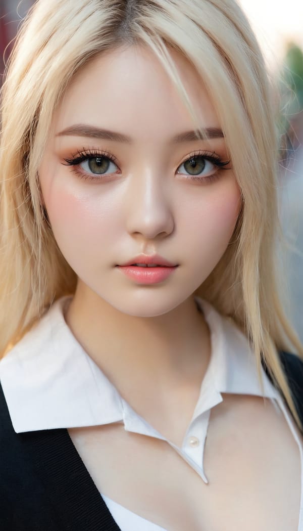 Tags: 21872187, SDXL
{"3": {"inputs": {"seed": 920043779428426, "steps": 64, "cfg": 5.29, "sampler_name": "dpmpp_2m", "scheduler": "karras", "denoise": 1.0, "model": ["27", 0], "positive": ["6", 0], "negative": ["7", 0], "latent_image": ["5", 0]}, "class_type": "KSampler"}, "4": {"inputs": {"ckpt_name": "juggernautxl.safetensors"}, "class_type": "CheckpointLoaderSimple"}, "5": {"inputs": {"width": 768, "height": 1344, "batch_size": 1}, "class_type": "EmptyLatentImage"}, "6": {"inputs": {"text": "19 year old girl, (detailed face:1.02), (slim:1.03), (sexy lips:1.02), (double eyelids:1.11), (blush:1.00), (temptress:0.96), (seductive facial expression:1.05), (seductive pose:1.12), (eyelashes:1.09), (beautiful eyes:1.08), (pale skin:0.98), (cute:1.09), (in a seductive pose:1.00), (large perky breasts:0.97), (cleavage:1.14), (thigh gap:0.97), (school uniform:1.01), choker, busy street, (RAW:1.07), (natural looking skin:1.08), (textured skin:1.05), (skin fuzz:1.02), (detailed skin:1.08), (soft lighting:1.00), (film:1.07), (candid cinema:1.08), (portra:1.08)", "clip": ["27", 1]}, "class_type": "CLIPTextEncode"}, "7": {"inputs": {"text": "(bad hands:1.09), (distorted:1.07), (watermark:1.05), (low resolution:1.07), (twisted:1.09), (worst quality:1.14), (open mouth:1.10)", "clip": ["27", 1]}, "class_type": "CLIPTextEncode"}, "8": {"inputs": {"samples": ["3", 0], "vae": ["4", 2]}, "class_type": "VAEDecode"}, "25": {"inputs": {"lora_name": "nudify_xl.safetensors", "strength_model": 0.1, "strength_clip": 0.05, "model": ["4", 0], "clip": ["4", 1]}, "class_type": "LoraLoader"}, "26": {"inputs": {"lora_name": "shirtlift_SDXL_v2.safetensors", "strength_model": 0.13, "strength_clip": 0.18, "model": ["25", 0], "clip": ["25", 1]}, "class_type": "LoraLoader"}, "27": {"inputs": {"lora_name": "PerfectEyesXL.safetensors", "strength_model": 0.08, "strength_clip": 0.07, "model": ["26", 0], "clip": ["26", 1]}, "class_type": "LoraLoader"}, "30": {"inputs": {"model_name": "4x_NMKD-Superscale-SP_178000_G.pth"}, "class_type": "UpscaleModelLoader"}, "31": {"inputs": {"upscale_model": ["30", 0], "image": ["8", 0]}, "class_type": "ImageUpscaleWithModel"}, "32": {"inputs": {"upscale_method": "lanczos", "scale_by": 0.5, "image": ["31", 0]}, "class_type": "ImageScaleBy"}, "33": {"inputs": {"pixels": ["32", 0], "vae": ["4", 2]}, "class_type": "VAEEncode"}, "34": {"inputs": {"seed": 920043779428426, "steps": 64, "cfg": 5.29, "sampler_name": "dpmpp_2m", "scheduler": "karras", "denoise": 0.3, "model": ["27", 0], "positive": ["6", 0], "negative": ["7", 0], "latent_image": ["33", 0]}, "class_type": "KSampler"}, "36": {"inputs": {"samples": ["34", 0], "vae": ["4", 2]}, "class_type": "VAEDecode"}, "39": {"inputs": {"filename_prefix": "comfyapi-1734434858843", "images": ["36", 0]}, "class_type": "SaveImage"}}